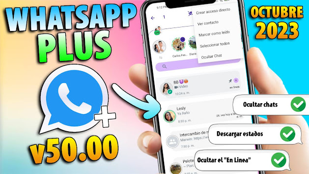 Cómo Descargar WhatsApp Plus YesiiMods v50.00 ultima versión Octubre 2023