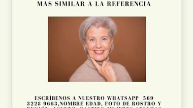 CASTING en CHILE: Se buscan MUJERES entre 60 y 75 años para SPOT PUBLICITARIO