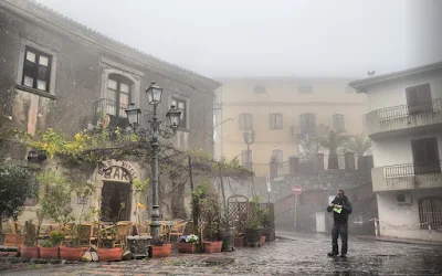 the Godfather movie set locations in Sicily: Bar Vitelli in Savoca village