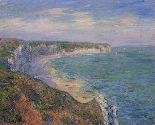 Cliffs at Fecamp in Normandy, 1920