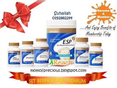 set berpantang shaklee