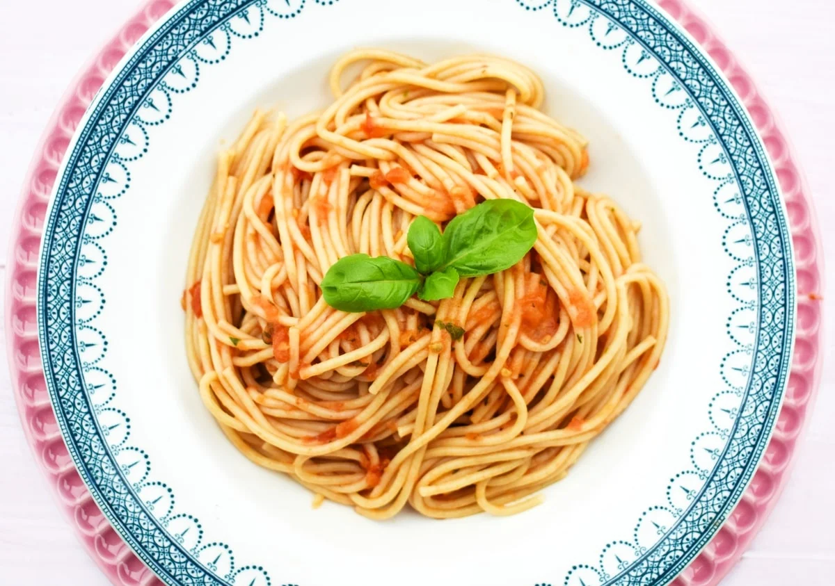 Air Fryer Roasted Tomato Spaghetti Sauce