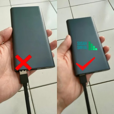 Ngecas Pakai Power Bank