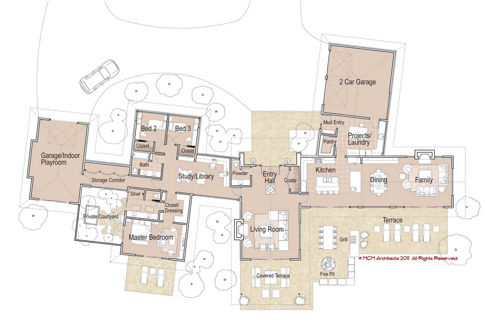 MCM DESIGN Modern House Plan 1