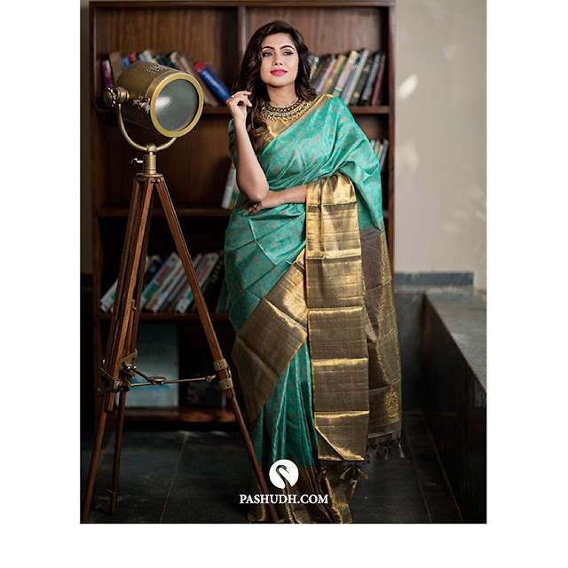 Pastel shades in Kanjeevaram sarees