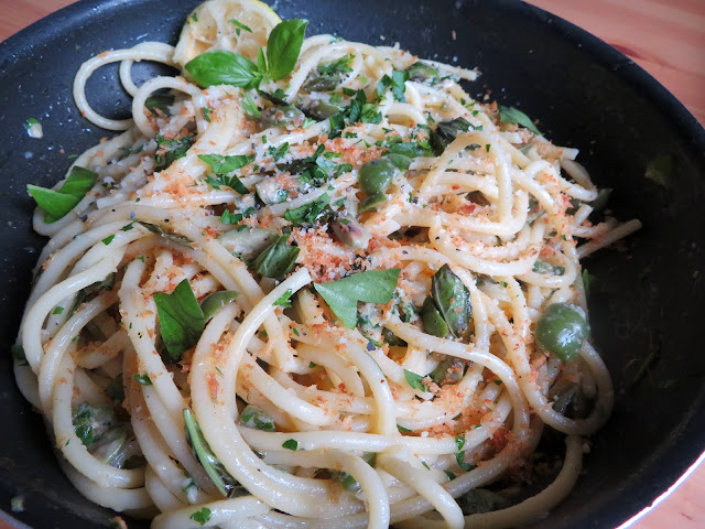 Lemon & Green Olive Pasta