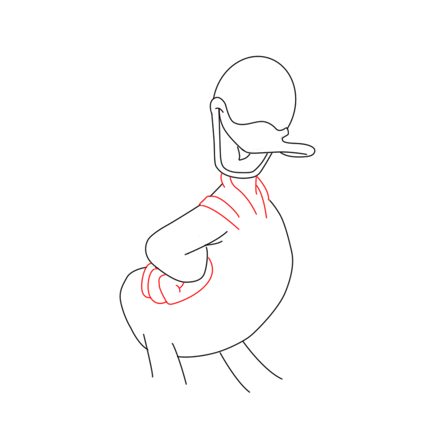 How To Draw Donald Duck - Draw Central