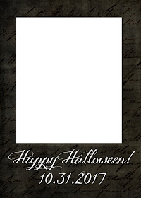 Free Halloween photo card templates