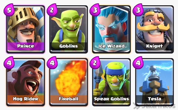 Kombinasi Battle Deck Ice Wizard Terbaik di Clash Royale