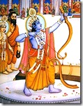 [Shri Rama breaking bow]