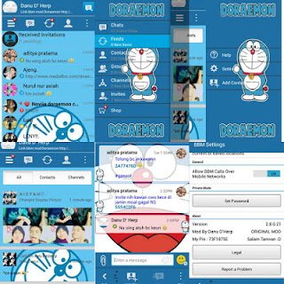 BBM MOD DORAEMON APK V2.8.0.21