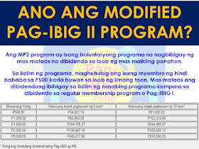 Here are some frequently asked question regarding the Home Development Mutual Fund (HDMF) or Republic Act 9679.        Republic Act 9679 became effective on August 27, 2009 and has been fully implemented on January 2110.   All Overseas Filipino Workers (OFWS), landbased or seabased are required to register to Pag-IBIG, according to implementing rules and regulations.   All of  working Filipinos in the Philippines or even overseas must have equal chances to benefit from the programs of Pag-IBIG. Membership has been made mandatory for OFWs to allow them to reach their goal of having their own houses.       You can download MDF and MRF forms here.   Pag-IBIG assures that all contributions will be credited to the member even if they changed their employer. This includes their previous contributions. It will remain portable regardless of how many changes of company or employers they had.   The contributions made by Pag-IBIG are free of taxes.              Members are encouraged to pay bigger contributions to receive even bigger benefits.                     Under the universal coverage, every members has 20 years membership terms.  On the modified voluntary membership or the MP2, the member will pay a contribution of not less than P500 per month for a period of  5 years. The dividend given under the MP2 is higher compared to what is given to the regular or Pag-IBIG 1 members. READ MORE:   This summer, many government agencies opened opportunities for youth to take part in their internship opportunities.   Today, Pag-Ibig opened opportunities for youth. The youth program called Government Internship Program (GIP) is meant to give Filipino youth paid-work experience in government agencies.     The Government Internship Program could help provide youth with job experience and help match their skills with the job.   One of the challenges of many graduates is finding a job because job experience is a basic requirement to most jobs. With internship program, they can showcase their internship as job experience.   Last month it was DTI that opened opportunities for youth to work under internship from the month of April to June.   This month, Pag-Ibig opened its doors to youth who would like to work in their agency.     Here are the qualifications for Pag-Ibig Government Internship Program (GIP)   Image may contain: 1 person                 Qualifications – Applicants to the GIP must be: Filipino youth, male or female 18-25 years old not a beneficiary of any NYC program or other GIP implementing program. With a minimum general average of 85% during the last semester/calendar. Submit the following requirements:  1. Accomplished GIP Form (click to download)2. Pag-Ibig Application Form ( contact Pag-Ibig for the form)3. Letter of Application4. 1 x 1 ID picture (3 pieces)5. Birth Certificate7. Latest copy of report card from school  Application submission deadline is on May 24, 2015  Contact the following:  e-mail: hrdd_td@pagibigfund.gov.ph address: 18/F Petron Mega Plaza Bldg.  358 Sen. Gil J. Puyat Ave., Makati City              This summer, many government agencies opened opportunities for youth to take part in their internship opportunities. Today, Pag-Ibig opened opportunities for youth. The youth program called Government Internship Program (GIP) is meant to give Filipino youth paid-work experience in government agencies.   Probably you are planning to apply for housing loan. As HDMF or PAg-Ibig Fund member, you needed to meet the minimum 24 months contribution. But one of that challenges of many members specially those who are working overseas or the self-employed and voluntary members is keeping track of all payments and contributions in Pag-Ibig.   READ: Pag-Ibig Housing Loan, Avail up to Php 6 Million    Are you a Pag-Ibig member and you want to verify if your payments are updated in the system?  You can do it online in the convenience of your computer any time wherever you are.   To verify if your account payments or contribution has been updated. All you needed is an access to the internet. You can use your cellphone, tablet or computer to check your monthly contributions in PAg-Ibig or Home Development Mutual Fund.   In your cellphone or computer do the following:  1. Visit https://www.pagibigfundservices.com/   Click on the OFW Member's contribution verification picture.    2. It will lead you to the next page where you have to enter your Pag-Ibig MID number which you can find on your MID ID or card.   READ: How to Get Your Pag-IBIG Member's ID (MID) Number Online   How To Register For Pag-Ibig and Become A Member   Apply For Pag-Ibig Loyalty Card And Get Special Discounts On Medicine, Tuition, Hotel And Restaurant Purchases     Fill-up the boxes with your Pag-Ibig MID No., last name and first name and don't forget to enter the code on the lower side on the box opposite. Then click "PROCEED".             3. This page will appear showing your full name and date of birth. Below your account information you can find a link so you can view all the contributions you have made on your account.    Double click on the  "View Membership Savings".    4. A page like the one below will open. You will find details of all your contribution including the month and the amount of contribution    READ: How to Get Your Pag-IBIG Member's ID (MID) Number Online   How To Register For Pag-Ibig and Become A Member   Apply For Pag-Ibig Loyalty Card And Get Special Discounts On Medicine, Tuition, Hotel And Restaurant Purchases  ©2016 THOUGHTSKOTO Are you a Pag-Ibig member and you want to verify if your payments are updated in the system?  You can do it online in the convenience of your computer any time wherever you are. To verify if your account payments or contribution has been updated. All you needed is an access to the internet. You can use your cellphone, tablet or computer to check your monthly contributions in PAg-Ibig or Home Development Mutual Fund.  Explosions at an Ariana Grande concert in Manchester, England caused a "number of confirmed fatalities and others injured," police said late Monday. "Two loud bangs" were reported at approximately 10:45 p.m., just after the concert had finished. The cause of the blasts was not immediately confirmed. A spokesman said Grande, who was performing at the arena as part of her "Dangerous Woman" world tour, was "okay" and added, "we are further investigating what happened." Witnesses described panic as concertgoers rushed to get out of the arena. Video from inside the arena showed people screaming as they made their way out amid a sea of pink balloons. Explosions at an Ariana Grande concert in Manchester, England caused a "number of confirmed fatalities and others injured," police said late Monday.    "Two loud bangs" were reported at approximately 10:45 p.m., just after the concert had finished. The cause of the blasts was not immediately confirmed.    Fake posts and misleading news titles are rampant on the internet especially on social media. It may seem harmless but encountering this fakes everyday is annoying not to mention the effects of misinformation that can affect our discernment of what is fake and what is real especially when fakes use or quote prominent people to lure their victims  to click.   An inspection team of scientists, journalists and fishermen headed to Benham Rise with Agriculture Secretary Manny Piñol and they discovered a vast rich fishing ground that would be a sufficient source of food for the country. For example, the yellowfin tuna which is abundant in the area could cost P15,000 each. Divers who examined the bottom of Benham Rise also discovered fine coral formations that can be a good breeding ground for the various species of fishes to allow them to spawn.  A viral photo of a police officer who appears to be pissing in public that is making rounds on social media being said to be misinterpreted by the netizen. The photographer who snapped the photo finally broke his silence to reveal the whole truth behind the viral photo.  Every OFWs reason why they decided to work abroad is to give their family a better future. Regardless of the hardships they are about to endure overseas, they made themselves ready for any possibilities.For singles, it will be a lot easier to work abroad, no kids to cry on your departure, no marriage to suffer due to communication  issues.A tragic story happened to Pablito Gragasin, an OFW from Saudi Arabia. He left his family to work overseas with hope to give his family a better future. To earn extra income, his wife accepts borders. That's where the problem started. Working overseas has its toll. Many Filipinos work abroad for attractive salaries that they believe, would make them able to give their families back home a better future and an adequate living condition. The truth is, money is not everything. You can earn a lot, yes, but how about your relationship with your spouse? Your kids? Your presence means more to your family that the money or things you send. there will be nothing more valuable than the time you spend together as a whole family. Cases of infidelity happen while the other is working abroad, wives having an affair with another man, and vice versa. In some cases, the other parent abuses their children while the other is working overseas. In case that the OFW left their children in the custody of a guardian, abuses also happen to them without the knowledge of the OFW. In Davao City, a total of four incest cases involving children of OFWs now being assisted by Mindanao Migrants Center for Empowering Actions, Inc (MMCEI). Aside from sexual abuses, there are also cases of juvenile delinquency, teenage pregnancy, and rape cases among OFW children in 12 communities in Davao recorded by the agency. Elento also said that there are also children of OFWs who are involved in illegal drug abuse. She pointed out that the primary cause of these abuse among OFW children is the weak relationships between the children and their guardians. Meanwhile, the Department of Labor and Employment (DOLE) said that children of OFWs are more prone to abuses at home. Labor Secretary Silvestre III said, citing a UNICEF report that migration is one the drivers of physical, sexual, or psychological abuse for children. A Unicef’s National Baseline on the Study on Violence Against Children: Philippines, conducted in 2015, and published during the last quarter of 2016, showed that 80% of almost 4,000 child respondents from different barangays said that they had experienced some form of violence in their life. Labor undersecretary Ciriaco Lagunzad III said, that children of the OFWs become a “collateral damage” of migration. To address the issue, DOLE and OWWA together with the Department of Social Welfare and Development (DSWD) and the Department of Justice (DOJ) signed a memorandum of understanding (MOA) yesterday to launch a nationwide anti-child abuse campaign for the children of OFWs. DOJ assistant secretary Aimee Neri said the new initiative will help in the implementation of country’s anti-child abuse laws “We have sufficient laws on child protection…Philippine is among the countries in Asia that has good laws on child protection…it is only a matter of enforcing them,” Neri said. For her part, DSWD Mae Templa urged the government to conduct additional study on the impact of migration for children so they could be provided the needed support. Sources: Manila Bulletin, Sunstar Recommended: Infidelity can be perceived harmless through the eyes of those who commit it but certainly not for the affected ones, especially the children. It affects them more than you think. You do it once and it will haunt your family for generations. There are 7 ways that you are destroying the lives of your kids by committing infidelity: Your infidelite will be emulated by your kids. Your example is their perception of what is fine and what is right. Children with broken families are most likely to commit infidelity in their adulthood. They experienced the worst betrayal any human can experience. You cheat your spouse, you cheat your entire household. You inflicted your little children with the worst uncertainty. If you failed their mother/father, what else can stop you from failing them? They started to panic with the thought that they will be abandoned. It will greatly affect their future. s they grow up, they tend to push away anyone who shows affection in fear that they will lose them anyway. You push them to distrust anyone. According to Huffington post, 75% of children with either parents cheated are having abnormal issues on distrusting others. They will not believe in love anymore. You are pushing your children to choose sides. So, if you have a family, you better think millions of times before having an affair. You might be comparing a moment of wrong blissful adventure to the unconditional love that nobody can give, only your spouse and your children. Recommended: PSYCHOLOGY:WHAT THOSE HOUSE CLUTTERS TELL ABOUT YOU? We seem to be surrounded by lots of things. Clutters are everywhere and it's everyone's choice whether to de-clutter or not. In our houses, for example, sometimes we find ourselves in the middle of so much stuff without knowing exactly why we have clutter in the first place? Are we buying too much stuff or we are lacking of enough storage room to keep all of them? Or maybe it tells something interesting about our state of mind? Noah Mankowski, a Clinical psychologist and an expert in hoarding, says that while there isn’t any solid scientific evidence to prove that the actual site of clutter is significant, there could be some truth to it. “That theory is based on a Freudian idea that everything happens for a reason – that there are no mistakes,” says Ben Buchanan, clinical psychologist from Foundation Psychology Victoria. “Freudians would say that everything’s got meaning, everything’s got a symbol …They would say that there’s a deep unconscious motivation, usually rooted in childhood, for not being able to let go of something. And there’s some truth in that, but I think people take it a bit far.” Bridget Fitzgerald, a psychoanalytic psychotherapist, points out that a house that is too-clean could also mean something. Whichever school of thought you want to follow, there is no harm in asking yourself what are the clutters in your house may want to tell you. RECOMMENDED: BEFORE YOU GET MARRIED,BE AWARE OF THIS ISRAEL TO HIRE HUNDREDS OF FILIPINOS FOR HOTEL JOBS MALLS WITH OSSCO AND OTHER GOVERNMENT SERVICES DOMESTIC ABUSE EXPOSED ON SOCIAL MEDIA HSW IN KUWAIT: NO SALARY FOR 9 YEARS DEATH COMPENSATION FOR SAUDI EXPATS ON JAKATIA PAWA'S EXECUTION: "WE DID EVERYTHING.." -DFA BELLO ASSURES DECISION ON MORATORIUM MAY COME OUT ANYTIME SOON SEN. JOEL VILLANUEVA SUPPORTS DEPLOYMENT BAN ON HSWS IN KUWAIT AT LEAST 71 OFWS ON DEATH ROW ABROAD DEPLOYMENT MORATORIUM, NOW! -OFW GROUPS BE CAREFUL HOW YOU TREAT YOUR HSWS PRESIDENT DUTERTE WILL VISIT UAE AND KSA, HERE'S WHY MANPOWER AGENCIES AND RECRUITMENT COMPANIES TO BE HIT DIRECTLY BY HSW DEPLOYMENT MORATORIUM IN KUWAIT UAE TO START IMPLEMENTING 5%VAT STARTING 2018 REMEMBER THIS 7 THINGS IF YOU ARE APPLYING FOR HOUSEKEEPING JOB IN JAPAN KENYA , THE LEAST TOXIC COUNTRY IN THE WORLD; SAUDI ARABIA, MOST TOXIC "JUNIOR CITIZEN " BILL TO BENEFIT P Noah Mankowski, a Clinical psychologist and an expert in hoarding, says that while there isn’t any solid scientific evidence to prove that the actual site of clutter is significant, there could be some truth to it. Why OFWs Remain in Neck-deep Debts After Years Of Working Abroad? From beginning to the end, the real life of OFWs are colorful indeed. To work outside the country, they invest too much, spend a lot. They start making loans for the processing of their needed documents to work abroad. From application until they can actually leave the country, they spend big sum of money for it. But after they were being able to finally work abroad, the story did not just end there. More often than not, the big sum of cash they used to pay the recruitment agency fees cause them to suffer from indebtedness. They were being charged and burdened with too much fees, which are not even compliant with the law. Because of their eagerness to work overseas, they immerse themselves to high interest loans for the sake of working abroad. The recruitment agencies play a big role why the OFWs are suffering from neck-deep debts. Even some licensed agencies, they freely exploit the vulnerability of the OFWs. Due to their greed to collect more cash from every OFWs that they deploy, it results to making the life of OFWs more miserable by burying them in debts. The result of high fees collected by the agencies can even last even the OFWs have been deployed abroad. Some employers deduct it to their salaries for a number of months, leaving the OFWs broke when their much awaited salary comes. But it doesn't end there. Some of these agencies conspire with their counterpart agencies to urge the foreign employers to cut the salary of the poor OFWs in their favor. That is of course, beyond the expectation of the OFWs. Even before they leave, the promised salary is already computed and allocated. They have already planned how much they are going to send to their family back home. If the employer would cut the amount of the salary they are expecting to receive, the planned remittance will surely suffer, it includes the loans that they promised to be paid immediately on time when they finally work abroad. There is such a situation that their family in the Philippines carry the burden of paying for these loans made by the OFW. For example. An OFW father that has found a mistress, which is a fellow OFW, who turned his back to his family and to his obligations to pay his loans made for the recruitment fees. The result, the poor family back home, aside from not receiving any remittance, they will be the ones who are obliged to pay the loans made by the OFW, adding weight to the emotional burden they already had aside from their daily needs. Read: Common Money Mistakes Why Ofws remain Broke After Years Of Working Abroad Source: Bandera/inquirer.net NATIONAL PORTAL AND NATIONAL BROADBAND PLAN TO SPEED UP INTERNET SERVICES IN THE PHILIPPINES NATIONWIDE SMOKING BAN SIGNED BY PRESIDENT DUTERTE EMIRATES ID CAN NOW BE USED AS HEALTH INSURANCE CARD TODAY'S NEWS THAT WILL REVIVE YOUR TRUST TO THE PHIL GOVERNMENT BEWARE OF SCAMMERS! RELOCATING NAIA THE HORROR AND TERROR OF BEING A HOUSEMAID IN SAUDI ARABIA DUTERTE WARNING NEW BAGGAGE RULES FOR DUBAI AIRPORT HUGE FISH SIGHTINGS From beginning to the end, the real life of OFWs are colorful indeed. To work outside the country, they invest too much, spend a lot. They start making loans for the processing of their needed documents to work abroad. NATIONAL PORTAL AND NATIONAL BROADBAND PLAN TO SPEED UP INTERNET SERVICES IN THE PHILIPPINES In a Facebook post of Agriculture Secretary Manny Piñol, he said that after a presentation made by Dept. of Information and Communications Technology (DICT) Secretary Rodolfo Salalima, Pres. Duterte emphasized the need for faster communications in the country.Pres. Duterte earlier said he would like the Department of Information and Communications Technology (DICT) "to develop a national broadband plan to accelerate the deployment of fiber optics cables and wireless technologies to improve internet speed." As a response to the President's SONA statement, Salalima presented the DICT's national broadband plan that aims to push for free WiFi access to more areas in the countryside. Good news to the Filipinos whose business and livelihood rely on good and fast internet connection such as stocks trading and online marketing. President Rodrigo Duterte has already approved the establishment of the National Government Portal and a National Broadband Plan during the 13th Cabinet Meeting in Malacañang today. In a facebook post of Agriculture Secretary Manny Piñol, he said that after a presentation made by Dept. of Information and Communications Technology (DICT) Secretary Rodolfo Salalima, Pres. Duterte emphasized the need for faster communications in the country. Pres. Duterte earlier said he would like the Department of Information and Communications Technology (DICT) "to develop a national broadband plan to accelerate the deployment of fiber optics cables and wireless technologies to improve internet speed." As a response to the President's SONA statement, Salalima presented the DICT's national broadband plan that aims to push for free WiFi access to more areas in the countryside. The broadband program has been in the work since former President Gloria Arroyo but due to allegations of corruption and illegality, Mrs. Arroyo cancelled the US$329 million National Broadband Network (NBN) deal with China's ZTE Corp.just 6 months after she signed it in April 2007. Fast internet connection benefits not only those who are on internet business and online business but even our over 10 million OFWs around the world and their families in the Philippines. When the era of snail mails, voice tapes and telegram and the internet age started, communications with their loved one back home can be much easier. But with the Philippines being at #43 on the latest internet speed ranks, something is telling us that improvement has to made. RECOMMENDED BEWARE OF SCAMMERS! RELOCATING NAIA THE HORROR AND TERROR OF BEING A HOUSEMAID IN SAUDI ARABIA DUTERTE WARNING NEW BAGGAGE RULES FOR DUBAI AIRPORT HUGE FISH SIGHTINGS NATIONWIDE SMOKING BAN SIGNED BY PRESIDENT DUTERTE In January, Health Secretary Paulyn Ubial said that President Duterte had asked her to draft the executive order similar to what had been implemented in Davao City when he was a mayor, it is the "100% smoke-free environment in public places."Today, a text message from Sec. Manny Piñol to ABS-CBN News confirmed that President Duterte will sign an Executive Order to ban smoking in public places as drafted by the Department of Health (DOH). If you know someone who is sick, had an accident or relatives of an employee who died while on duty, you can help them and their families by sharing them how to claim their benefits from the government through Employment Compensation Commission. Here are the steps on claiming the Employee Compensation for private employees. Step 1. Prepare the following documents: Certificate of Employment- stating the actual duties and responsibilities of the employee at the time of his sickness or accident. EC Log Book- certified true copy of the page containing the particular sickness or accident that happened to the employee. Medical Findings- should come from the attending doctor the hospital where the employee was admitted. Step 2. Gather the additional documents if the employee is; 1. Got sick: Request your company to provide pre-employment medical check -up or Fit-To-Work certification at the time that you first got hired . Also attach Medical Records from your company. 2. In case of accident: Provide an Accident report if the accident happened within the company or work premises. Police report if it happened outside the company premises (i.e. employee's residence etc.) 3 In case of Death: Bring the Death Certificate, Medical Records and accident report of the employee. If married, bring the Marriage Certificate and the Birth Certificate of his children below 21 years of age. FINAL ENTRY HERE, LINKS OTHERS Step 3. Gather all the requirements together and submit it to the nearest SSS office. Wait for the SSS decision,if approved, you will receive a notice and a cheque from the SSS. If denied, ask for a written denial letter from SSS and file a motion for reconsideration and submit it to the SSS Main office. In case that the motion is not approved, write a letter of appeal and send it to ECC and wait for their decision. Contact ECC Office at ECC Building, 355 Sen. Gil J. Puyat Ave, Makati, 1209 Metro ManilaPhone:(02) 899 4251 Recommended: NATIONAL PORTAL AND NATIONAL BROADBAND PLAN TO SPEED UP INTERNET SERVICES IN THE PHILIPPINES In a Facebook post of Agriculture Secretary Manny Piñol, he said that after a presentation made by Dept. of Information and Communications Technology (DICT) Secretary Rodolfo Salalima, Pres. Duterte emphasized the need for faster communications in the country.Pres. Duterte earlier said he would like the Department of Information and Communications Technology (DICT) "to develop a national broadband plan to accelerate the deployment of fiber optics cables and wireless technologies to improve internet speed." As a response to the President's SONA statement, Salalima presented the DICT's national broadband plan that aims to push for free WiFi access to more areas in the countryside. Read more: https://www.jbsolis.com/2017/03/president-rodrigo-duterte-approved.html#ixzz4bC6eQr5N Good news to the Filipinos whose business and livelihood rely on good and fast internet connection such as stocks trading and online marketing. President Rodrigo Duterte has already approved the establishment of the National Government Portal and a National Broadband Plan during the 13th Cabinet Meeting in Malacañang today. In a facebook post of Agriculture Secretary Manny Piñol, he said that after a presentation made by Dept. of Information and Communications Technology (DICT) Secretary Rodolfo Salalima, Pres. Duterte emphasized the need for faster communications in the country. Pres. Duterte earlier said he would like the Department of Information and Communications Technology (DICT) "to develop a national broadband plan to accelerate the deployment of fiber optics cables and wireless technologies to improve internet speed." As a response to the President's SONA statement, Salalima presented the DICT's national broadband plan that aims to push for free WiFi access to more areas in the countryside. The broadband program has been in the work since former President Gloria Arroyo but due to allegations of corruption and illegality, Mrs. Arroyo cancelled the US$329 million National Broadband Network (NBN) deal with China's ZTE Corp.just 6 months after she signed it in April 2007. Fast internet connection benefits not only those who are on internet business and online business but even our over 10 million OFWs around the world and their families in the Philippines. When the era of snail mails, voice tapes and telegram and the internet age started, communications with their loved one back home can be much easier. But with the Philippines being at #43 on the latest internet speed ranks, something is telling us that improvement has to made. RECOMMENDED BEWARE OF SCAMMERS! RELOCATING NAIA THE HORROR AND TERROR OF BEING A HOUSEMAID IN SAUDI ARABIA DUTERTE WARNING NEW BAGGAGE RULES FOR DUBAI AIRPORT HUGE FISH SIGHTINGS NATIONWIDE SMOKING BAN SIGNED BY PRESIDENT DUTERTE In January, Health Secretary Paulyn Ubial said that President Duterte had asked her to draft the executive order similar to what had been implemented in Davao City when he was a mayor, it is the "100% smoke-free environment in public places."Today, a text message from Sec. Manny Piñol to ABS-CBN News confirmed that President Duterte will sign an Executive Order to ban smoking in public places as drafted by the Department of Health (DOH). Read more: https://www.jbsolis.com/2017/03/executive-order-for-nationwide-smoking.html#ixzz4bC77ijSR EMIRATES ID CAN NOW BE USED AS HEALTH INSURANCE CARD TODAY'S NEWS THAT WILL REVIVE YOUR TRUST TO THE PHIL GOVERNMENT BEWARE OF SCAMMERS! RELOCATING NAIA THE HORROR AND TERROR OF BEING A HOUSEMAID IN SAUDI ARABIA DUTERTE WARNING NEW BAGGAGE RULES FOR DUBAI AIRPORT HUGE FISH SIGHTINGS How to File Employment Compensation for Private Workers If you know someone who is sick, had an accident or relatives of an employee who died while on duty, you can help them and their families by sharing them how to claim their benefits from the government through Employment Compensation Commission. If you know someone who is sick, had an accident or relatives of an employee who died while on duty, you can help them and their families by sharing them how to claim their benefits from the government through Employment Compensation Commission. Here are the steps on claiming the Employee Compensation for private employees. Step 1. Prepare the following documents: Certificate of Employment- stating the actual duties and responsibilities of the employee at the time of his sickness or accident. EC Log Book- certified true copy of the page containing the particular sickness or accident that happened to the employee. Medical Findings- should come from the attending doctor the hospital where the employee was admitted. Step 2. Gather the additional documents if the employee is; 1. Got sick: Request your company to provide pre-employment medical check -up or Fit-To-Work certification at the time that you first got hired . Also attach Medical Records from your company. 2. In case of accident: Provide an Accident report if the accident happened within the company or work premises. Police report if it happened outside the company premises (i.e. employee's residence etc.) 3 In case of Death: Bring the Death Certificate, Medical Records and accident report of the employee. If married, bring the Marriage Certificate and the Birth Certificate of his children below 21 years of age. FINAL ENTRY HERE, LINKS OTHERS Step 3. Gather all the requirements together and submit it to the nearest SSS office. Wait for the SSS decision,if approved, you will receive a notice and a cheque from the SSS. If denied, ask for a written denial letter from SSS and file a motion for reconsideration and submit it to the SSS Main office. In case that the motion is not approved, write a letter of appeal and send it to ECC and wait for their decision. Contact ECC Office at ECC Building, 355 Sen. Gil J. Puyat Ave, Makati, 1209 Metro ManilaPhone:(02) 899 4251 Recommended: NATIONAL PORTAL AND NATIONAL BROADBAND PLAN TO SPEED UP INTERNET SERVICES IN THE PHILIPPINES In a Facebook post of Agriculture Secretary Manny Piñol, he said that after a presentation made by Dept. of Information and Communications Technology (DICT) Secretary Rodolfo Salalima, Pres. Duterte emphasized the need for faster communications in the country.Pres. Duterte earlier said he would like the Department of Information and Communications Technology (DICT) "to develop a national broadband plan to accelerate the deployment of fiber optics cables and wireless technologies to improve internet speed." As a response to the President's SONA statement, Salalima presented the DICT's national broadband plan that aims to push for free WiFi access to more areas in the countryside. Read more: https://www.jbsolis.com/2017/03/president-rodrigo-duterte-approved.html#ixzz4bC6eQr5N Good news to the Filipinos whose business and livelihood rely on good and fast internet connection such as stocks trading and online marketing. President Rodrigo Duterte has already approved the establishment of the National Government Portal and a National Broadband Plan during the 13th Cabinet Meeting in Malacañang today. In a facebook post of Agriculture Secretary Manny Piñol, he said that after a presentation made by Dept. of Information and Communications Technology (DICT) Secretary Rodolfo Salalima, Pres. Duterte emphasized the need for faster communications in the country. Pres. Duterte earlier said he would like the Department of Information and Communications Technology (DICT) "to develop a national broadband plan to accelerate the deployment of fiber optics cables and wireless technologies to improve internet speed." As a response to the President's SONA statement, Salalima presented the DICT's national broadband plan that aims to push for free WiFi access to more areas in the countryside. The broadband program has been in the work since former President Gloria Arroyo but due to allegations of corruption and illegality, Mrs. Arroyo cancelled the US$329 million National Broadband Network (NBN) deal with China's ZTE Corp.just 6 months after she signed it in April 2007. Fast internet connection benefits not only those who are on internet business and online business but even our over 10 million OFWs around the world and their families in the Philippines. When the era of snail mails, voice tapes and telegram and the internet age started, communications with their loved one back home can be much easier. But with the Philippines being at #43 on the latest internet speed ranks, something is telling us that improvement has to made. RECOMMENDED BEWARE OF SCAMMERS! RELOCATING NAIA THE HORROR AND TERROR OF BEING A HOUSEMAID IN SAUDI ARABIA DUTERTE WARNING NEW BAGGAGE RULES FOR DUBAI AIRPORT HUGE FISH SIGHTINGS NATIONWIDE SMOKING BAN SIGNED BY PRESIDENT DUTERTE In January, Health Secretary Paulyn Ubial said that President Duterte had asked her to draft the executive order similar to what had been implemented in Davao City when he was a mayor, it is the "100% smoke-free environment in public places."Today, a text message from Sec. Manny Piñol to ABS-CBN News confirmed that President Duterte will sign an Executive Order to ban smoking in public places as drafted by the Department of Health (DOH). Read more: https://www.jbsolis.com/2017/03/executive-order-for-nationwide-smoking.html#ixzz4bC77ijSR EMIRATES ID CAN NOW BE USED AS HEALTH INSURANCE CARD TODAY'S NEWS THAT WILL REVIVE YOUR TRUST TO THE PHIL GOVERNMENT BEWARE OF SCAMMERS! RELOCATING NAIA THE HORROR AND TERROR OF BEING A HOUSEMAID IN SAUDI ARABIA DUTERTE WARNING NEW BAGGAGE RULES FOR DUBAI AIRPORT HUGE FISH SIGHTINGS Requirements and Fees for Reduced Travel Tax for OFW Dependents What is a travel tax? According to TIEZA ( Tourism Infrastructure and Enterprise Zone Authority), it is a levy imposed by the Philippine government on individuals who are leaving the Philippines, as provided for by Presidential Decree (PD) 1183. A full travel tax for first class passenger is PhP2,700.00 and PhP1,620.00 for economy class. For an average Filipino like me, it’s quite pricey. Overseas Filipino Workers, diplomats and airline crew members are exempted from paying travel tax before but now, travel tax for OFWs are included in their air ticket prize and can be refunded later at the refund counter at NAIA. However, OFW dependents can apply for standard reduced travel tax. Children or Minors from 2 years and one (1) day to 12th birthday on date of travel. Accredited Filipino journalist whose travel is in pursuit of journalistic assignment and those authorized by the President of the Republic of the Philippines for reasons of national interest, are also entitled to avail the reduced travel tax. If you will travel anywhere in the world from the Philippines, you must be aware about the travel tax that you need to settle before your flight. What is a travel tax? According to TIEZA ( Tourism Infrastructure and Enterprise Zone Authority), it is a levy imposed by the Philippine government on individuals who are leaving the Philippines, as provided for by Presidential Decree (PD) 1183. A full travel tax for first class passenger is PhP2,700.00 and PhP1,620.00 for economy class. For an average Filipino like me, it’s quite pricey. Overseas Filipino Workers, diplomats and airline crew members are exempted from paying travel tax before but now, travel tax for OFWs are included in their air ticket prize and can be refunded later at the refund counter at NAIA. However, OFW dependents can apply for standard reduced travel tax. Children or Minors from 2 years and one (1) day to 12th birthday on date of travel. Accredited Filipino journalist whose travel is in pursuit of journalistic assignment and those authorized by the President of the Republic of the Philippines for reasons of national interest, are also entitled to avail the reduced travel tax. For privileged reduce travel tax, the legitimate spouse and unmarried children (below 21 years old) of the OFWs are qualified to avail. How much can you save if you avail of the reduced travel tax? A full travel tax for first class passenger is PhP2,700.00 and PhP1,620.00 for economy class. Paying it in full can be costly. With the reduced travel tax policy, your travel tax has been cut roughly by 50 percent for the standard reduced rate and further lower for the privileged reduce rate. How much is the Reduced Travel Tax? First Class Economy Standard Reduced Rate P1,350.00 P810.00 Privileged Reduced Rate P400.00 P300.00 Image from TIEZA ©2017 THOUGHTSKOTO Infidelity can be perceived harmless through the eyes of those who commit it but certainly not for the affected ones, especially the children. It affects them more than you think. You do it once and it will haunt your family for generations. A massive attack on Google hit millions of Gmail users after receiving an email which instructs the user to click on a document. After that, a very google-like page that will ask for your password and that's where you get infected. Experts warned that if ever you received an email which asks you to click a document, please! DO NOT CLICK IT! This "worm" which arrived in the inboxes of Gmail users in the form of an email from a trusted contact asking users to click on an attached "Google Docs," or GDocs, file. Clicking on the link took them to a real Google security page, where users were asked to give permission for the fake app, posing as GDocs, to have an access to the users' email account. For added menace, this worm also sent itself out to all of the contacts of the affected user Gmail or and others spawning itself hundreds of times any time a single user was hooked on its snare. Follow Google Docs ✔@googledocs We are investigating a phishing email that appears as Google Docs. We encourage you to not click through & report as phishing within Gmail. 4:08 AM - 4 May 2017 4,6234,623 Retweets 2,5192,519 likes It is a common strategy but what puzzled millions of affected users was the sophisticated construction of the malicious link which was so realistic; from the email sender to the link that remarkably looks real. Worms or phishing attacks generally access your personal information like passwords of your bank accounts, social media accounts, and others. This gmail/docs hack is clever. It's abusing oauth to gain access to accounts. 4:51 AM - 4 May 2017 Retweets 11 like Follow St George Police @sgcitypubsafety Do you Goole? Or use GMAIL? Watch out for this scam & spread the word (not the virus!) https://www.reddit.com/r/google/comments/692cr4/new_google_docs_phishing_scam_almost_undetectable/ … 4:50 AM - 4 May 2017 Photo published for New Google Docs phishing scam, almost undetectable • r/google New Google Docs phishing scam, almost undetectable • r/google I received a phishing email today, and very nearly fell for it. I'll go through the steps here: 1. I [received an... reddit.com 22 Retweets 44 likes View image on Twitter View image on Twitter Follow CortlandtDailyVoice @CortlandtDV Westchester School Officials Warn Of Gmail Email 'Situation' https://dlvr.it/P3KdGC 4:50 AM - 4 May 2017 11 Retweet 11 like Follow Shane Gustafson ✔@Shane_WMBD SCAM ALERT: Gmail accounts across the country have been hacked, several agencies are asking you to be aware. https://www.centralillinoisproud.com/news/local-news/gmail-hack-hits-central-illinois/705935084 … 4:48 AM - 4 May 2017 Photo published for Gmail Hack Hits Central Illinois Gmail Hack Hits Central Illinois An attack against Gmail accounts across the country also targets several agencies in central Illinois. centralillinoisproud.com 66 Retweets 33 likes Follow Lance @lancewmccarthy Man, gmail's getting hammered today with spam and phishing attacks. 4:49 AM - 4 May 2017 11 Retweet 11 like Within an hour, a red warning began appearing with the malicious email that says it could be a phishing attack. View image on Twitter View image on Twitter Follow Jen Lee Reeves @jenleereeves Be careful, Twitter people with Gmail accounts! Do not click on the "doc share" box. It's a solid attempt at phishing. 4:14 AM - 4 May 2017 44 Retweets 77 likes However, Google said that they had "disabled" the malicious accounts and pushed updates to all users. They also said that it only affected "fewer than 0.1 percent of Gmail users" still be about 1 million of the service's roughly 1 billion users around the world. What do you have to do if you experienced similar phishing attacks? Source: NBC Recommended: Do You Need Money For Tuition Fee For The Next School Year? You Need To Watch This Do you need money for your tuition fee to be able to study this coming school year? The Philippine government might be able to help you. All you need to do is to follow these steps: -Inquire at the state college or university where you want to study. -Bring Identification forms. If your family is a 4Ps subsidiary, prepare and bring your 4Ps identification card. For families who are not a member of 4Ps, bring your family's proof of income. -Bring the registration form from your state college or university where you want to study. Nicholas Tenazas, Deputy executive Director of CHED-UniFAST said that in the program, the state colleges and universities will not collect any tuition fee from the students. The Government will shoulder their tuition fees. CHED-UniFAST or the Unified Student Financial Assistance For Tertiary Education otherwise known as the Republic Act 10687 which aims to provide quality education to the Filipinos. What are the qualifications for availing of the modalities of UniFAST? The applicant for any of the modalities under the UniFAST must meet the following minimum qualifications: (a) must be a Filipino citizen, but the Board may grant exemptions to foreign students based on reciprocal programs that provide similar benefits to Filipino students, such as student exchange programs, international reciprocal Scholarships, and other mutually beneficial programs; (b) must be a high school graduate or its equivalent from duly authorized institutions; (c) must possess good moral character with no criminal record, but this requirement shall be waived for programs which target children in conflict with the law and those who are undergoing or have undergone rehabilitation; (d) must be admitted to the higher education institution (HEI) or TVI included in the Registry of Programs and Institutions of the applicant’s choice, provided that the applicant shall be allowed to begin processing the application within a reasonable time frame set by the Board to give the applicant sufficient time to enroll; (e) in the case of technical-vocational education and training or TVET programs, must have passed the TESDA screening/assessment procedure, trade test, or skills competency evaluation; and (f) in the case of scholarship, the applicant must obtain at least the score required by the Board for the Qualifying Examination System for Scoring Students and must possess such other qualifications as may be prescribed by the Board. The applicant has to declare also if he or she is already a beneficiary of any other student financial assistance, including government StuFAP. However, if at the time of application of the scholarship, grant-in-aid, student loan, or other modalities of StuFAP under this Act, the amount of such other existing grant does not cover the full cost of tertiary education at the HEI or TVI where the applicant has enrolled in, the applicant may still avail of the StuFAPs under this Act for the remaining portion. Recommended: Starting this August, the Land Transportation Office (LTO) will possibly release the driver's license with validity of 5 years as President Duterte earlier promised. LTO Chief Ed Galvante said, LTO started the renewal of driver's license with a validity of 5 years since last year but due to the delay of the supply of the plastic cards, they are only able to issue receipts. The LTO is optimistic that the plastic cards will be available on the said month. Meanwhile, the LTO Chief has uttered support to the program of the Land Transportation Franchising and Regulatory Board (LTFRB) which is the establishment of the Driver's Academy which will begin this month Public Utility Drivers will be required to attend the one to two days classes. At the academy, they will learn the traffic rules and regulations, LTFRB policies, and they will also be taught on how to avoid road rage. Grab and Uber drivers will also be required to undergo the same training. LTFRB board member Aileen Lizada said that they will conduct an exam after the training and if the drivers passed, they will be given an ID Card. The list of the passers will be then listed to their database. The operators will be able to check the status of the drivers they are hiring. Recommended: Transfer to other employer An employer can grant a written permission to his employees to work with another employer for a period of six months, renewable for a similar period. Part time jobs are now allowed Employees can take up part time job with another employer, with a written approval from his original employer, the Ministry of Interior said yesterday. Staying out of Country, still can come back? Expatriates staying out of the country for more than six months can re-enter the country with a “return visa”, within a year, if they hold a Qatari residency permit (RP) and after paying the fine. Newborn RP possible A newborn baby can get residency permit within 90 days from the date of birth or the date of entering the country, if the parents hold a valid Qatari RP. No medical check up Anyone who enters the country on a visit visa or for other purposes are not required to undergo the mandatory medical check-up if they stay for a period not more than 30 days. Foreigners are not allowed to stay in the country after expiry of their visa if not renewed. E gates for all Expatriates living in Qatar can leave and enter the country using their Qatari IDs through the e-gates. Exit Permit Grievances Committee According to Law No 21 of 2015 regulating entry, exit and residency of expatriates, which was enforced on December 13, last year, expatriate worker can leave the country immediately after his employer inform the competent authorities about his consent for exit. In case the employer objected, the employee can lodge a complaint with the Exit Permit Grievances Committee which will take a decision within three working days. Change job before or after contract , complete freedom Expatriate worker can change his job before the end of his work contract with or without the consent of his employer, if the contract period ended or after five years if the contract is open ended. With approval from the competent authority, the worker also can change his job if the employer died or the company vanished for any reason. Three months for RP process The employer must process the RP of his employees within 90 days from the date of his entry to the country. Expat must leave within 90 days of visa expiry The employer must return the travel document (passport) to the employee after finishing the RP formalities unless the employee makes a written request to keep it with the employer. The employer must report to the authorities concerned within 24 hours if the worker left his job, refused to leave the country after cancellation of his RP, passed three months since its expiry or his visit visa ended. If the visa or residency permit becomes invalid the expat needs to leave the country within 90 days from the date of its expiry. The expat must not violate terms and the purpose for which he/she has been granted the residency permit and should not work with another employer without permission of his original employer. In case of a dispute the Interior Minister or his representative has the right to allow an expatriate worker to work with another employer temporarily with approval from the Ministry of Administrative Development,Labour and Social Affairs. Source:qatarday.com Recommended: The Barangay Micro Business Enterprise Program (BMBE) or Republic Act No. 9178 of the Department of Trade and Industry (DTI) started way back 2002 which aims to help people to start their small business by providing them incentives and other benefits. If you have a small business that belongs to manufacturing, production, processing, trading and services with assets not exceeding P3 million you can benefit from BMBE Program of the government. Benefits include: Income tax exemption from income arising from the operations of the enterprise; Exemption from the coverage of the Minimum Wage Law (BMBE 1) 2) 3) 2 employees will still receive the same social security and health care benefits as other employees); Priority to a special credit window set up specifically for the financing requirements of BMBEs; and Technology transfer, production and management training, and marketing assistance programs for BMBE beneficiaries. Gina Lopez Confirmation as DENR Secretary Rejected; Who Voted For Her and Who Voted Against? ©2017 THOUGHTSKOTO www.jbsolis.com SEARCH JBSOLIS The Barangay Micro Business Enterprise Program (BMBE) or Republic Act No. 9178 of the Department of Trade and Industry (DTI) started way back 2002 which aims to help people to start their small business by providing them incentives and other benefits. If you have a small business that belongs to manufacturing, production, processing, trading and services with assets not exceeding P3 million you can benefit from BMBE Program of the government. Benefits include: Income tax exemption from income arising from the operations of the enterprise; Exemption from the coverage of the Minimum Wage Law (BMBE 1) 2) 3) 2 employees will still receive the same social security and health care benefits as other employees); Priority to a special credit window set up specifically for the financing requirements of BMBEs; and Technology transfer, production and management training, and marketing assistance programs for BMBE beneficiaries. Gina Lopez Confirmation as DENR Secretary Rejected; Who Voted For Her and Who Voted Against? Transfer to other employer An employer can grant a written permission to his employees to work with another employer for a period of six months, renewable for a similar period. Part time jobs are now allowed Employees can take up part time job with another employer, with a written approval from his original employer, the Ministry of Interior said yesterday. Staying out of Country, still can come back? Expatriates staying out of the country for more than six months can re-enter the country with a “return visa”, within a year, if they hold a Qatari residency permit (RP) and after paying the fine. Newborn RP possible A newborn baby can get residency permit within 90 days from the date of birth or the date of entering the country, if the parents hold a valid Qatari RP. No medical check up Anyone who enters the country on a visit visa or for other purposes are not required to undergo the mandatory medical check-up if they stay for a period not more than 30 days. Foreigners are not allowed to stay in the country after expiry of their visa if not renewed. E gates for all Expatriates living in Qatar can leave and enter the country using their Qatari IDs through the e-gates. Exit Permit Grievances Committee According to Law No 21 of 2015 regulating entry, exit and residency of expatriates, which was enforced on December 13, last year, expatriate worker can leave the country immediately after his employer inform the competent authorities about his consent for exit. In case the employer objected, the employee can lodge a complaint with the Exit Permit Grievances Committee which will take a decision within three working days. Change job before or after contract , complete freedom Expatriate worker can change his job before the end of his work contract with or without the consent of his employer, if the contract period ended or after five years if the contract is open ended. With approval from the competent authority, the worker also can change his job if the employer died or the company vanished for any reason. Three months for RP process The employer must process the RP of his employees within 90 days from the date of his entry to the country. Expat must leave within 90 days of visa expiry The employer must return the travel document (passport) to the employee after finishing the RP formalities unless the employee makes a written request to keep it with the employer. The employer must report to the authorities concerned within 24 hours if the worker left his job, refused to leave the country after cancellation of his RP, passed three months since its expiry or his visit visa ended. If the visa or residency permit becomes invalid the expat needs to leave the country within 90 days from the date of its expiry. The expat must not violate terms and the purpose for which he/she has been granted the residency permit and should not work with another employer without permission of his original employer. In case of a dispute the Interior Minister or his representative has the right to allow an expatriate worker to work with another employer temporarily with approval from the Ministry of Administrative Development,Labour and Social Affairs. Source:qatarday.com Recommended: The Barangay Micro Business Enterprise Program (BMBE) or Republic Act No. 9178 of the Department of Trade and Industry (DTI) started way back 2002 which aims to help people to start their small business by providing them incentives and other benefits. If you have a small business that belongs to manufacturing, production, processing, trading and services with assets not exceeding P3 million you can benefit from BMBE Program of the government. Benefits include: Income tax exemption from income arising from the operations of the enterprise; Exemption from the coverage of the Minimum Wage Law (BMBE 1) 2) 3) 2 employees will still receive the same social security and health care benefits as other employees); Priority to a special credit window set up specifically for the financing requirements of BMBEs; and Technology transfer, production and management training, and marketing assistance programs for BMBE beneficiaries. Gina Lopez Confirmation as DENR Secretary Rejected; Who Voted For Her and Who Voted Against? ©2017 THOUGHTSKOTO www.jbsolis.com SEARCH JBSOLIS ©2017 THOUGHTSKOTO www.jbsolis.com SEARCH JBSOLIS Starting this August, the Land Transportation Office (LTO) will possibly release the driver's license with validity of 5 years as President Duterte earlier promised. LTO Chief Ed Galvante said, LTO started the renewal of driver's license with a validity of 5 years since last year but due to the delay of the supply of the plastic cards, they are only able to issue receipts. The LTO is optimistic that the plastic cards will be available on the said month. Transfer to other employer An employer can grant a written permission to his employees to work with another employer for a period of six months, renewable for a similar period. Part time jobs are now allowed Employees can take up part time job with another employer, with a written approval from his original employer, the Ministry of Interior said yesterday. Staying out of Country, still can come back? Expatriates staying out of the country for more than six months can re-enter the country with a “return visa”, within a year, if they hold a Qatari residency permit (RP) and after paying the fine. Newborn RP possible A newborn baby can get residency permit within 90 days from the date of birth or the date of entering the country, if the parents hold a valid Qatari RP. No medical check up Anyone who enters the country on a visit visa or for other purposes are not required to undergo the mandatory medical check-up if they stay for a period not more than 30 days. Foreigners are not allowed to stay in the country after expiry of their visa if not renewed. E gates for all Expatriates living in Qatar can leave and enter the country using their Qatari IDs through the e-gates. Exit Permit Grievances Committee According to Law No 21 of 2015 regulating entry, exit and residency of expatriates, which was enforced on December 13, last year, expatriate worker can leave the country immediately after his employer inform the competent authorities about his consent for exit. In case the employer objected, the employee can lodge a complaint with the Exit Permit Grievances Committee which will take a decision within three working days. Change job before or after contract , complete freedom Expatriate worker can change his job before the end of his work contract with or without the consent of his employer, if the contract period ended or after five years if the contract is open ended. With approval from the competent authority, the worker also can change his job if the employer died or the company vanished for any reason. Three months for RP process The employer must process the RP of his employees within 90 days from the date of his entry to the country. Expat must leave within 90 days of visa expiry The employer must return the travel document (passport) to the employee after finishing the RP formalities unless the employee makes a written request to keep it with the employer. The employer must report to the authorities concerned within 24 hours if the worker left his job, refused to leave the country after cancellation of his RP, passed three months since its expiry or his visit visa ended. If the visa or residency permit becomes invalid the expat needs to leave the country within 90 days from the date of its expiry. The expat must not violate terms and the purpose for which he/she has been granted the residency permit and should not work with another employer without permission of his original employer. In case of a dispute the Interior Minister or his representative has the right to allow an expatriate worker to work with another employer temporarily with approval from the Ministry of Administrative Development,Labour and Social Affairs. Source:qatarday.com Recommended: The Barangay Micro Business Enterprise Program (BMBE) or Republic Act No. 9178 of the Department of Trade and Industry (DTI) started way back 2002 which aims to help people to start their small business by providing them incentives and other benefits. If you have a small business that belongs to manufacturing, production, processing, trading and services with assets not exceeding P3 million you can benefit from BMBE Program of the government. Benefits include: Income tax exemption from income arising from the operations of the enterprise; Exemption from the coverage of the Minimum Wage Law (BMBE 1) 2) 3) 2 employees will still receive the same social security and health care benefits as other employees); Priority to a special credit window set up specifically for the financing requirements of BMBEs; and Technology transfer, production and management training, and marketing assistance programs for BMBE beneficiaries. Gina Lopez Confirmation as DENR Secretary Rejected; Who Voted For Her and Who Voted Against? ©2017 THOUGHTSKOTO www.jbsolis.com SEARCH JBSOLIS The Barangay Micro Business Enterprise Program (BMBE) or Republic Act No. 9178 of the Department of Trade and Industry (DTI) started way back 2002 which aims to help people to start their small business by providing them incentives and other benefits. If you have a small business that belongs to manufacturing, production, processing, trading and services with assets not exceeding P3 million you can benefit from BMBE Program of the government. Benefits include: Income tax exemption from income arising from the operations of the enterprise; Exemption from the coverage of the Minimum Wage Law (BMBE 1) 2) 3) 2 employees will still receive the same social security and health care benefits as other employees); Priority to a special credit window set up specifically for the financing requirements of BMBEs; and Technology transfer, production and management training, and marketing assistance programs for BMBE beneficiaries. Gina Lopez Confirmation as DENR Secretary Rejected; Who Voted For Her and Who Voted Against? Transfer to other employer An employer can grant a written permission to his employees to work with another employer for a period of six months, renewable for a similar period. Part time jobs are now allowed Employees can take up part time job with another employer, with a written approval from his original employer, the Ministry of Interior said yesterday. Staying out of Country, still can come back? Expatriates staying out of the country for more than six months can re-enter the country with a “return visa”, within a year, if they hold a Qatari residency permit (RP) and after paying the fine. Newborn RP possible A newborn baby can get residency permit within 90 days from the date of birth or the date of entering the country, if the parents hold a valid Qatari RP. No medical check up Anyone who enters the country on a visit visa or for other purposes are not required to undergo the mandatory medical check-up if they stay for a period not more than 30 days. Foreigners are not allowed to stay in the country after expiry of their visa if not renewed. E gates for all Expatriates living in Qatar can leave and enter the country using their Qatari IDs through the e-gates. Exit Permit Grievances Committee According to Law No 21 of 2015 regulating entry, exit and residency of expatriates, which was enforced on December 13, last year, expatriate worker can leave the country immediately after his employer inform the competent authorities about his consent for exit. In case the employer objected, the employee can lodge a complaint with the Exit Permit Grievances Committee which will take a decision within three working days. Change job before or after contract , complete freedom Expatriate worker can change his job before the end of his work contract with or without the consent of his employer, if the contract period ended or after five years if the contract is open ended. With approval from the competent authority, the worker also can change his job if the employer died or the company vanished for any reason. Three months for RP process The employer must process the RP of his employees within 90 days from the date of his entry to the country. Expat must leave within 90 days of visa expiry The employer must return the travel document (passport) to the employee after finishing the RP formalities unless the employee makes a written request to keep it with the employer. The employer must report to the authorities concerned within 24 hours if the worker left his job, refused to leave the country after cancellation of his RP, passed three months since its expiry or his visit visa ended. If the visa or residency permit becomes invalid the expat needs to leave the country within 90 days from the date of its expiry. The expat must not violate terms and the purpose for which he/she has been granted the residency permit and should not work with another employer without permission of his original employer. In case of a dispute the Interior Minister or his representative has the right to allow an expatriate worker to work with another employer temporarily with approval from the Ministry of Administrative Development,Labour and Social Affairs. Source:qatarday.com Recommended: The Barangay Micro Business Enterprise Program (BMBE) or Republic Act No. 9178 of the Department of Trade and Industry (DTI) started way back 2002 which aims to help people to start their small business by providing them incentives and other benefits. If you have a small business that belongs to manufacturing, production, processing, trading and services with assets not exceeding P3 million you can benefit from BMBE Program of the government. Benefits include: Income tax exemption from income arising from the operations of the enterprise; Exemption from the coverage of the Minimum Wage Law (BMBE 1) 2) 3) 2 employees will still receive the same social security and health care benefits as other employees); Priority to a special credit window set up specifically for the financing requirements of BMBEs; and Technology transfer, production and management training, and marketing assistance programs for BMBE beneficiaries. Gina Lopez Confirmation as DENR Secretary Rejected; Who Voted For Her and Who Voted Against? ©2017 THOUGHTSKOTO www.jbsolis.com SEARCH JBSOLIS ©2017 THOUGHTSKOTO www.jbsolis.com SEARCH JBSOLIS Starting this August, the Land Transportation Office (LTO) will possibly release the driver's license with validity of 5 years as President Duterte earlier promised. LTO Chief Ed Galvante said, LTO started the renewal of driver's license with a validity of 5 years since last year but due to the delay of the supply of the plastic cards, they are only able to issue receipts. The LTO is optimistic that the plastic cards will be available on the said month. Meanwhile, the LTO Chief has uttered support to the program of the Land Transportation Franchising and Regulatory Board (LTFRB) which is the establishment of the Driver's Academy which will begin this month Public Utility Drivers will be required to attend the one to two days classes. At the academy, they will learn the traffic rules and regulations, LTFRB policies, and they will also be taught on how to avoid road rage. Grab and Uber drivers will also be required to undergo the same training. LTFRB board member Aileen Lizada said that they will conduct an exam after the training and if the drivers passed, they will be given an ID Card. The list of the passers will be then listed to their database. The operators will be able to check the status of the drivers they are hiring. Recommended: Transfer to other employer An employer can grant a written permission to his employees to work with another employer for a period of six months, renewable for a similar period. Part time jobs are now allowed Employees can take up part time job with another employer, with a written approval from his original employer, the Ministry of Interior said yesterday. Staying out of Country, still can come back? Expatriates staying out of the country for more than six months can re-enter the country with a “return visa”, within a year, if they hold a Qatari residency permit (RP) and after paying the fine. Newborn RP possible A newborn baby can get residency permit within 90 days from the date of birth or the date of entering the country, if the parents hold a valid Qatari RP. No medical check up Anyone who enters the country on a visit visa or for other purposes are not required to undergo the mandatory medical check-up if they stay for a period not more than 30 days. Foreigners are not allowed to stay in the country after expiry of their visa if not renewed. E gates for all Expatriates living in Qatar can leave and enter the country using their Qatari IDs through the e-gates. Exit Permit Grievances Committee According to Law No 21 of 2015 regulating entry, exit and residency of expatriates, which was enforced on December 13, last year, expatriate worker can leave the country immediately after his employer inform the competent authorities about his consent for exit. In case the employer objected, the employee can lodge a complaint with the Exit Permit Grievances Committee which will take a decision within three working days. Change job before or after contract , complete freedom Expatriate worker can change his job before the end of his work contract with or without the consent of his employer, if the contract period ended or after five years if the contract is open ended. With approval from the competent authority, the worker also can change his job if the employer died or the company vanished for any reason. Three months for RP process The employer must process the RP of his employees within 90 days from the date of his entry to the country. Expat must leave within 90 days of visa expiry The employer must return the travel document (passport) to the employee after finishing the RP formalities unless the employee makes a written request to keep it with the employer. The employer must report to the authorities concerned within 24 hours if the worker left his job, refused to leave the country after cancellation of his RP, passed three months since its expiry or his visit visa ended. If the visa or residency permit becomes invalid the expat needs to leave the country within 90 days from the date of its expiry. The expat must not violate terms and the purpose for which he/she has been granted the residency permit and should not work with another employer without permission of his original employer. In case of a dispute the Interior Minister or his representative has the right to allow an expatriate worker to work with another employer temporarily with approval from the Ministry of Administrative Development,Labour and Social Affairs. Source:qatarday.com Recommended: The Barangay Micro Business Enterprise Program (BMBE) or Republic Act No. 9178 of the Department of Trade and Industry (DTI) started way back 2002 which aims to help people to start their small business by providing them incentives and other benefits. If you have a small business that belongs to manufacturing, production, processing, trading and services with assets not exceeding P3 million you can benefit from BMBE Program of the government. Benefits include: Income tax exemption from income arising from the operations of the enterprise; Exemption from the coverage of the Minimum Wage Law (BMBE 1) 2) 3) 2 employees will still receive the same social security and health care benefits as other employees); Priority to a special credit window set up specifically for the financing requirements of BMBEs; and Technology transfer, production and management training, and marketing assistance programs for BMBE beneficiaries. Gina Lopez Confirmation as DENR Secretary Rejected; Who Voted For Her and Who Voted Against? ©2017 THOUGHTSKOTO www.jbsolis.com SEARCH JBSOLIS The Barangay Micro Business Enterprise Program (BMBE) or Republic Act No. 9178 of the Department of Trade and Industry (DTI) started way back 2002 which aims to help people to start their small business by providing them incentives and other benefits. If you have a small business that belongs to manufacturing, production, processing, trading and services with assets not exceeding P3 million you can benefit from BMBE Program of the government. Benefits include: Income tax exemption from income arising from the operations of the enterprise; Exemption from the coverage of the Minimum Wage Law (BMBE 1) 2) 3) 2 employees will still receive the same social security and health care benefits as other employees); Priority to a special credit window set up specifically for the financing requirements of BMBEs; and Technology transfer, production and management training, and marketing assistance programs for BMBE beneficiaries. Gina Lopez Confirmation as DENR Secretary Rejected; Who Voted For Her and Who Voted Against? Transfer to other employer An employer can grant a written permission to his employees to work with another employer for a period of six months, renewable for a similar period. Part time jobs are now allowed Employees can take up part time job with another employer, with a written approval from his original employer, the Ministry of Interior said yesterday. Staying out of Country, still can come back? Expatriates staying out of the country for more than six months can re-enter the country with a “return visa”, within a year, if they hold a Qatari residency permit (RP) and after paying the fine. Newborn RP possible A newborn baby can get residency permit within 90 days from the date of birth or the date of entering the country, if the parents hold a valid Qatari RP. No medical check up Anyone who enters the country on a visit visa or for other purposes are not required to undergo the mandatory medical check-up if they stay for a period not more than 30 days. Foreigners are not allowed to stay in the country after expiry of their visa if not renewed. E gates for all Expatriates living in Qatar can leave and enter the country using their Qatari IDs through the e-gates. Exit Permit Grievances Committee According to Law No 21 of 2015 regulating entry, exit and residency of expatriates, which was enforced on December 13, last year, expatriate worker can leave the country immediately after his employer inform the competent authorities about his consent for exit. In case the employer objected, the employee can lodge a complaint with the Exit Permit Grievances Committee which will take a decision within three working days. Change job before or after contract , complete freedom Expatriate worker can change his job before the end of his work contract with or without the consent of his employer, if the contract period ended or after five years if the contract is open ended. With approval from the competent authority, the worker also can change his job if the employer died or the company vanished for any reason. Three months for RP process The employer must process the RP of his employees within 90 days from the date of his entry to the country. Expat must leave within 90 days of visa expiry The employer must return the travel document (passport) to the employee after finishing the RP formalities unless the employee makes a written request to keep it with the employer. The employer must report to the authorities concerned within 24 hours if the worker left his job, refused to leave the country after cancellation of his RP, passed three months since its expiry or his visit visa ended. If the visa or residency permit becomes invalid the expat needs to leave the country within 90 days from the date of its expiry. The expat must not violate terms and the purpose for which he/she has been granted the residency permit and should not work with another employer without permission of his original employer. In case of a dispute the Interior Minister or his representative has the right to allow an expatriate worker to work with another employer temporarily with approval from the Ministry of Administrative Development,Labour and Social Affairs. Source:qatarday.com Recommended: The Barangay Micro Business Enterprise Program (BMBE) or Republic Act No. 9178 of the Department of Trade and Industry (DTI) started way back 2002 which aims to help people to start their small business by providing them incentives and other benefits. If you have a small business that belongs to manufacturing, production, processing, trading and services with assets not exceeding P3 million you can benefit from BMBE Program of the government. Benefits include: Income tax exemption from income arising from the operations of the enterprise; Exemption from the coverage of the Minimum Wage Law (BMBE 1) 2) 3) 2 employees will still receive the same social security and health care benefits as other employees); Priority to a special credit window set up specifically for the financing requirements of BMBEs; and Technology transfer, production and management training, and marketing assistance programs for BMBE beneficiaries. Gina Lopez Confirmation as DENR Secretary Rejected; Who Voted For Her and Who Voted Against? ©2017 THOUGHTSKOTO www.jbsolis.com SEARCH JBSOLIS ©2017 THOUGHTSKOTO www.jbsolis.com SEARCH JBSOLIS Starting this August, the Land Transportation Office (LTO) will possibly release the driver's license with validity of 5 years as President Duterte earlier promised. LTO Chief Ed Galvante said, LTO started the renewal of driver's license with a validity of 5 years since last year but due to the delay of the supply of the plastic cards, they are only able to issue receipts. The LTO is optimistic that the plastic cards will be available on the said month. Transfer to other employer An employer can grant a written permission to his employees to work with another employer for a period of six months, renewable for a similar period. Part time jobs are now allowed Employees can take up part time job with another employer, with a written approval from his original employer, the Ministry of Interior said yesterday. Staying out of Country, still can come back? Expatriates staying out of the country for more than six months can re-enter the country with a “return visa”, within a year, if they hold a Qatari residency permit (RP) and after paying the fine. Newborn RP possible A newborn baby can get residency permit within 90 days from the date of birth or the date of entering the country, if the parents hold a valid Qatari RP. No medical check up Anyone who enters the country on a visit visa or for other purposes are not required to undergo the mandatory medical check-up if they stay for a period not more than 30 days. Foreigners are not allowed to stay in the country after expiry of their visa if not renewed. E gates for all Expatriates living in Qatar can leave and enter the country using their Qatari IDs through the e-gates. Exit Permit Grievances Committee According to Law No 21 of 2015 regulating entry, exit and residency of expatriates, which was enforced on December 13, last year, expatriate worker can leave the country immediately after his employer inform the competent authorities about his consent for exit. In case the employer objected, the employee can lodge a complaint with the Exit Permit Grievances Committee which will take a decision within three working days. Change job before or after contract , complete freedom Expatriate worker can change his job before the end of his work contract with or without the consent of his employer, if the contract period ended or after five years if the contract is open ended. With approval from the competent authority, the worker also can change his job if the employer died or the company vanished for any reason. Three months for RP process The employer must process the RP of his employees within 90 days from the date of his entry to the country. Expat must leave within 90 days of visa expiry The employer must return the travel document (passport) to the employee after finishing the RP formalities unless the employee makes a written request to keep it with the employer. The employer must report to the authorities concerned within 24 hours if the worker left his job, refused to leave the country after cancellation of his RP, passed three months since its expiry or his visit visa ended. If the visa or residency permit becomes invalid the expat needs to leave the country within 90 days from the date of its expiry. The expat must not violate terms and the purpose for which he/she has been granted the residency permit and should not work with another employer without permission of his original employer. In case of a dispute the Interior Minister or his representative has the right to allow an expatriate worker to work with another employer temporarily with approval from the Ministry of Administrative Development,Labour and Social Affairs. Source:qatarday.com Recommended: The Barangay Micro Business Enterprise Program (BMBE) or Republic Act No. 9178 of the Department of Trade and Industry (DTI) started way back 2002 which aims to help people to start their small business by providing them incentives and other benefits. If you have a small business that belongs to manufacturing, production, processing, trading and services with assets not exceeding P3 million you can benefit from BMBE Program of the government. Benefits include: Income tax exemption from income arising from the operations of the enterprise; Exemption from the coverage of the Minimum Wage Law (BMBE 1) 2) 3) 2 employees will still receive the same social security and health care benefits as other employees); Priority to a special credit window set up specifically for the financing requirements of BMBEs; and Technology transfer, production and management training, and marketing assistance programs for BMBE beneficiaries. Gina Lopez Confirmation as DENR Secretary Rejected; Who Voted For Her and Who Voted Against? ©2017 THOUGHTSKOTO www.jbsolis.com SEARCH JBSOLIS The Barangay Micro Business Enterprise Program (BMBE) or Republic Act No. 9178 of the Department of Trade and Industry (DTI) started way back 2002 which aims to help people to start their small business by providing them incentives and other benefits. If you have a small business that belongs to manufacturing, production, processing, trading and services with assets not exceeding P3 million you can benefit from BMBE Program of the government. Benefits include: Income tax exemption from income arising from the operations of the enterprise; Exemption from the coverage of the Minimum Wage Law (BMBE 1) 2) 3) 2 employees will still receive the same social security and health care benefits as other employees); Priority to a special credit window set up specifically for the financing requirements of BMBEs; and Technology transfer, production and management training, and marketing assistance programs for BMBE beneficiaries. Gina Lopez Confirmation as DENR Secretary Rejected; Who Voted For Her and Who Voted Against? Transfer to other employer An employer can grant a written permission to his employees to work with another employer for a period of six months, renewable for a similar period. Part time jobs are now allowed Employees can take up part time job with another employer, with a written approval from his original employer, the Ministry of Interior said yesterday. Staying out of Country, still can come back? Expatriates staying out of the country for more than six months can re-enter the country with a “return visa”, within a year, if they hold a Qatari residency permit (RP) and after paying the fine. Newborn RP possible A newborn baby can get residency permit within 90 days from the date of birth or the date of entering the country, if the parents hold a valid Qatari RP. No medical check up Anyone who enters the country on a visit visa or for other purposes are not required to undergo the mandatory medical check-up if they stay for a period not more than 30 days. Foreigners are not allowed to stay in the country after expiry of their visa if not renewed. E gates for all Expatriates living in Qatar can leave and enter the country using their Qatari IDs through the e-gates. Exit Permit Grievances Committee According to Law No 21 of 2015 regulating entry, exit and residency of expatriates, which was enforced on December 13, last year, expatriate worker can leave the country immediately after his employer inform the competent authorities about his consent for exit. In case the employer objected, the employee can lodge a complaint with the Exit Permit Grievances Committee which will take a decision within three working days. Change job before or after contract , complete freedom Expatriate worker can change his job before the end of his work contract with or without the consent of his employer, if the contract period ended or after five years if the contract is open ended. With approval from the competent authority, the worker also can change his job if the employer died or the company vanished for any reason. Three months for RP process The employer must process the RP of his employees within 90 days from the date of his entry to the country. Expat must leave within 90 days of visa expiry The employer must return the travel document (passport) to the employee after finishing the RP formalities unless the employee makes a written request to keep it with the employer. The employer must report to the authorities concerned within 24 hours if the worker left his job, refused to leave the country after cancellation of his RP, passed three months since its expiry or his visit visa ended. If the visa or residency permit becomes invalid the expat needs to leave the country within 90 days from the date of its expiry. The expat must not violate terms and the purpose for which he/she has been granted the residency permit and should not work with another employer without permission of his original employer. In case of a dispute the Interior Minister or his representative has the right to allow an expatriate worker to work with another employer temporarily with approval from the Ministry of Administrative Development,Labour and Social Affairs. Source:qatarday.com Recommended: The Barangay Micro Business Enterprise Program (BMBE) or Republic Act No. 9178 of the Department of Trade and Industry (DTI) started way back 2002 which aims to help people to start their small business by providing them incentives and other benefits. If you have a small business that belongs to manufacturing, production, processing, trading and services with assets not exceeding P3 million you can benefit from BMBE Program of the government. Benefits include: Income tax exemption from income arising from the operations of the enterprise; Exemption from the coverage of the Minimum Wage Law (BMBE 1) 2) 3) 2 employees will still receive the same social security and health care benefits as other employees); Priority to a special credit window set up specifically for the financing requirements of BMBEs; and Technology transfer, production and management training, and marketing assistance programs for BMBE beneficiaries. Gina Lopez Confirmation as DENR Secretary Rejected; Who Voted For Her and Who Voted Against? ©2017 THOUGHTSKOTO www.jbsolis.com SEARCH JBSOLIS ©2017 THOUGHTSKOTO www.jbsolis.com SEARCH JBSOLIS A massive attack on Google hit millions of Gmail users after receiving an email which instructs the user to click on a document. After that, a very google-like page that will ask for your password and that's where you get infected.Experts warned that if ever you received an email which asks you to click a document, please! DO NOT CLICK IT!This "worm" which arrived in the inboxes of Gmail users in the form of an email from a trusted contact asking users to click on an attached "Google Docs," or GDocs, file. Clicking on the link took them to a real Google security page, where users were asked to give permission for the fake app, posing as GDocs, to have an access to the users' email account.For added menace, this worm also sent itself out to all of the contacts of the affected user Gmail or and others spawning itself hundreds of times any time a single user was hooked on its snare. Do You Need Money For Tuition Fee For The Next School Year? You Need To Watch This Do you need money for your tuition fee to be able to study this coming school year? The Philippine government might be able to help you. All you need to do is to follow these steps: -Inquire at the state college or university where you want to study. -Bring Identification forms. If your family is a 4Ps subsidiary, prepare and bring your 4Ps identification card. For families who are not a member of 4Ps, bring your family's proof of income. -Bring the registration form from your state college or university where you want to study. Nicholas Tenazas, Deputy executive Director of CHED-UniFAST said that in the program, the state colleges and universities will not collect any tuition fee from the students. The Government will shoulder their tuition fees. CHED-UniFAST or the Unified Student Financial Assistance For Tertiary Education otherwise known as the Republic Act 10687 which aims to provide quality education to the Filipinos. What are the qualifications for availing of the modalities of UniFAST? The applicant for any of the modalities under the UniFAST must meet the following minimum qualifications: (a) must be a Filipino citizen, but the Board may grant exemptions to foreign students based on reciprocal programs that provide similar benefits to Filipino students, such as student exchange programs, international reciprocal Scholarships, and other mutually beneficial programs; (b) must be a high school graduate or its equivalent from duly authorized institutions; (c) must possess good moral character with no criminal record, but this requirement shall be waived for programs which target children in conflict with the law and those who are undergoing or have undergone rehabilitation; (d) must be admitted to the higher education institution (HEI) or TVI included in the Registry of Programs and Institutions of the applicant’s choice, provided that the applicant shall be allowed to begin processing the application within a reasonable time frame set by the Board to give the applicant sufficient time to enroll; (e) in the case of technical-vocational education and training or TVET programs, must have passed the TESDA screening/assessment procedure, trade test, or skills competency evaluation; and (f) in the case of scholarship, the applicant must obtain at least the score required by the Board for the Qualifying Examination System for Scoring Students and must possess such other qualifications as may be prescribed by the Board. The applicant has to declare also if he or she is already a beneficiary of any other student financial assistance, including government StuFAP. However, if at the time of application of the scholarship, grant-in-aid, student loan, or other modalities of StuFAP under this Act, the amount of such other existing grant does not cover the full cost of tertiary education at the HEI or TVI where the applicant has enrolled in, the applicant may still avail of the StuFAPs under this Act for the remaining portion. Recommended: Starting this August, the Land Transportation Office (LTO) will possibly release the driver's license with validity of 5 years as President Duterte earlier promised. LTO Chief Ed Galvante said, LTO started the renewal of driver's license with a validity of 5 years since last year but due to the delay of the supply of the plastic cards, they are only able to issue receipts. The LTO is optimistic that the plastic cards will be available on the said month. Meanwhile, the LTO Chief has uttered support to the program of the Land Transportation Franchising and Regulatory Board (LTFRB) which is the establishment of the Driver's Academy which will begin this month Public Utility Drivers will be required to attend the one to two days classes. At the academy, they will learn the traffic rules and regulations, LTFRB policies, and they will also be taught on how to avoid road rage. Grab and Uber drivers will also be required to undergo the same training. LTFRB board member Aileen Lizada said that they will conduct an exam after the training and if the drivers passed, they will be given an ID Card. The list of the passers will be then listed to their database. The operators will be able to check the status of the drivers they are hiring. Recommended: Transfer to other employer An employer can grant a written permission to his employees to work with another employer for a period of six months, renewable for a similar period. Part time jobs are now allowed Employees can take up part time job with another employer, with a written approval from his original employer, the Ministry of Interior said yesterday. Staying out of Country, still can come back? Expatriates staying out of the country for more than six months can re-enter the country with a “return visa”, within a year, if they hold a Qatari residency permit (RP) and after paying the fine. Newborn RP possible A newborn baby can get residency permit within 90 days from the date of birth or the date of entering the country, if the parents hold a valid Qatari RP. No medical check up Anyone who enters the country on a visit visa or for other purposes are not required to undergo the mandatory medical check-up if they stay for a period not more than 30 days. Foreigners are not allowed to stay in the country after expiry of their visa if not renewed. E gates for all Expatriates living in Qatar can leave and enter the country using their Qatari IDs through the e-gates. Exit Permit Grievances Committee According to Law No 21 of 2015 regulating entry, exit and residency of expatriates, which was enforced on December 13, last year, expatriate worker can leave the country immediately after his employer inform the competent authorities about his consent for exit. In case the employer objected, the employee can lodge a complaint with the Exit Permit Grievances Committee which will take a decision within three working days. Change job before or after contract , complete freedom Expatriate worker can change his job before the end of his work contract with or without the consent of his employer, if the contract period ended or after five years if the contract is open ended. With approval from the competent authority, the worker also can change his job if the employer died or the company vanished for any reason. Three months for RP process The employer must process the RP of his employees within 90 days from the date of his entry to the country. Expat must leave within 90 days of visa expiry The employer must return the travel document (passport) to the employee after finishing the RP formalities unless the employee makes a written request to keep it with the employer. The employer must report to the authorities concerned within 24 hours if the worker left his job, refused to leave the country after cancellation of his RP, passed three months since its expiry or his visit visa ended. If the visa or residency permit becomes invalid the expat needs to leave the country within 90 days from the date of its expiry. The expat must not violate terms and the purpose for which he/she has been granted the residency permit and should not work with another employer without permission of his original employer. In case of a dispute the Interior Minister or his representative has the right to allow an expatriate worker to work with another employer temporarily with approval from the Ministry of Administrative Development,Labour and Social Affairs. Source:qatarday.com Recommended: The Barangay Micro Business Enterprise Program (BMBE) or Republic Act No. 9178 of the Department of Trade and Industry (DTI) started way back 2002 which aims to help people to start their small business by providing them incentives and other benefits. If you have a small business that belongs to manufacturing, production, processing, trading and services with assets not exceeding P3 million you can benefit from BMBE Program of the government. Benefits include: Income tax exemption from income arising from the operations of the enterprise; Exemption from the coverage of the Minimum Wage Law (BMBE 1) 2) 3) 2 employees will still receive the same social security and health care benefits as other employees); Priority to a special credit window set up specifically for the financing requirements of BMBEs; and Technology transfer, production and management training, and marketing assistance programs for BMBE beneficiaries. Gina Lopez Confirmation as DENR Secretary Rejected; Who Voted For Her and Who Voted Against? ©2017 THOUGHTSKOTO www.jbsolis.com SEARCH JBSOLIS The Barangay Micro Business Enterprise Program (BMBE) or Republic Act No. 9178 of the Department of Trade and Industry (DTI) started way back 2002 which aims to help people to start their small business by providing them incentives and other benefits. If you have a small business that belongs to manufacturing, production, processing, trading and services with assets not exceeding P3 million you can benefit from BMBE Program of the government. Benefits include: Income tax exemption from income arising from the operations of the enterprise; Exemption from the coverage of the Minimum Wage Law (BMBE 1) 2) 3) 2 employees will still receive the same social security and health care benefits as other employees); Priority to a special credit window set up specifically for the financing requirements of BMBEs; and Technology transfer, production and management training, and marketing assistance programs for BMBE beneficiaries. Gina Lopez Confirmation as DENR Secretary Rejected; Who Voted For Her and Who Voted Against? Transfer to other employer An employer can grant a written permission to his employees to work with another employer for a period of six months, renewable for a similar period. Part time jobs are now allowed Employees can take up part time job with another employer, with a written approval from his original employer, the Ministry of Interior said yesterday. Staying out of Country, still can come back? Expatriates staying out of the country for more than six months can re-enter the country with a “return visa”, within a year, if they hold a Qatari residency permit (RP) and after paying the fine. Newborn RP possible A newborn baby can get residency permit within 90 days from the date of birth or the date of entering the country, if the parents hold a valid Qatari RP. No medical check up Anyone who enters the country on a visit visa or for other purposes are not required to undergo the mandatory medical check-up if they stay for a period not more than 30 days. Foreigners are not allowed to stay in the country after expiry of their visa if not renewed. E gates for all Expatriates living in Qatar can leave and enter the country using their Qatari IDs through the e-gates. Exit Permit Grievances Committee According to Law No 21 of 2015 regulating entry, exit and residency of expatriates, which was enforced on December 13, last year, expatriate worker can leave the country immediately after his employer inform the competent authorities about his consent for exit. In case the employer objected, the employee can lodge a complaint with the Exit Permit Grievances Committee which will take a decision within three working days. Change job before or after contract , complete freedom Expatriate worker can change his job before the end of his work contract with or without the consent of his employer, if the contract period ended or after five years if the contract is open ended. With approval from the competent authority, the worker also can change his job if the employer died or the company vanished for any reason. Three months for RP process The employer must process the RP of his employees within 90 days from the date of his entry to the country. Expat must leave within 90 days of visa expiry The employer must return the travel document (passport) to the employee after finishing the RP formalities unless the employee makes a written request to keep it with the employer. The employer must report to the authorities concerned within 24 hours if the worker left his job, refused to leave the country after cancellation of his RP, passed three months since its expiry or his visit visa ended. If the visa or residency permit becomes invalid the expat needs to leave the country within 90 days from the date of its expiry. The expat must not violate terms and the purpose for which he/she has been granted the residency permit and should not work with another employer without permission of his original employer. In case of a dispute the Interior Minister or his representative has the right to allow an expatriate worker to work with another employer temporarily with approval from the Ministry of Administrative Development,Labour and Social Affairs. Source:qatarday.com Recommended: The Barangay Micro Business Enterprise Program (BMBE) or Republic Act No. 9178 of the Department of Trade and Industry (DTI) started way back 2002 which aims to help people to start their small business by providing them incentives and other benefits. If you have a small business that belongs to manufacturing, production, processing, trading and services with assets not exceeding P3 million you can benefit from BMBE Program of the government. Benefits include: Income tax exemption from income arising from the operations of the enterprise; Exemption from the coverage of the Minimum Wage Law (BMBE 1) 2) 3) 2 employees will still receive the same social security and health care benefits as other employees); Priority to a special credit window set up specifically for the financing requirements of BMBEs; and Technology transfer, production and management training, and marketing assistance programs for BMBE beneficiaries. Gina Lopez Confirmation as DENR Secretary Rejected; Who Voted For Her and Who Voted Against? ©2017 THOUGHTSKOTO www.jbsolis.com SEARCH JBSOLIS ©2017 THOUGHTSKOTO www.jbsolis.com SEARCH JBSOLIS Starting this August, the Land Transportation Office (LTO) will possibly release the driver's license with validity of 5 years as President Duterte earlier promised. LTO Chief Ed Galvante said, LTO started the renewal of driver's license with a validity of 5 years since last year but due to the delay of the supply of the plastic cards, they are only able to issue receipts. The LTO is optimistic that the plastic cards will be available on the said month. Transfer to other employer An employer can grant a written permission to his employees to work with another employer for a period of six months, renewable for a similar period. Part time jobs are now allowed Employees can take up part time job with another employer, with a written approval from his original employer, the Ministry of Interior said yesterday. Staying out of Country, still can come back? Expatriates staying out of the country for more than six months can re-enter the country with a “return visa”, within a year, if they hold a Qatari residency permit (RP) and after paying the fine. Newborn RP possible A newborn baby can get residency permit within 90 days from the date of birth or the date of entering the country, if the parents hold a valid Qatari RP. No medical check up Anyone who enters the country on a visit visa or for other purposes are not required to undergo the mandatory medical check-up if they stay for a period not more than 30 days. Foreigners are not allowed to stay in the country after expiry of their visa if not renewed. E gates for all Expatriates living in Qatar can leave and enter the country using their Qatari IDs through the e-gates. Exit Permit Grievances Committee According to Law No 21 of 2015 regulating entry, exit and residency of expatriates, which was enforced on December 13, last year, expatriate worker can leave the country immediately after his employer inform the competent authorities about his consent for exit. In case the employer objected, the employee can lodge a complaint with the Exit Permit Grievances Committee which will take a decision within three working days. Change job before or after contract , complete freedom Expatriate worker can change his job before the end of his work contract with or without the consent of his employer, if the contract period ended or after five years if the contract is open ended. With approval from the competent authority, the worker also can change his job if the employer died or the company vanished for any reason. Three months for RP process The employer must process the RP of his employees within 90 days from the date of his entry to the country. Expat must leave within 90 days of visa expiry The employer must return the travel document (passport) to the employee after finishing the RP formalities unless the employee makes a written request to keep it with the employer. The employer must report to the authorities concerned within 24 hours if the worker left his job, refused to leave the country after cancellation of his RP, passed three months since its expiry or his visit visa ended. If the visa or residency permit becomes invalid the expat needs to leave the country within 90 days from the date of its expiry. The expat must not violate terms and the purpose for which he/she has been granted the residency permit and should not work with another employer without permission of his original employer. In case of a dispute the Interior Minister or his representative has the right to allow an expatriate worker to work with another employer temporarily with approval from the Ministry of Administrative Development,Labour and Social Affairs. Source:qatarday.com Recommended: The Barangay Micro Business Enterprise Program (BMBE) or Republic Act No. 9178 of the Department of Trade and Industry (DTI) started way back 2002 which aims to help people to start their small business by providing them incentives and other benefits. If you have a small business that belongs to manufacturing, production, processing, trading and services with assets not exceeding P3 million you can benefit from BMBE Program of the government. Benefits include: Income tax exemption from income arising from the operations of the enterprise; Exemption from the coverage of the Minimum Wage Law (BMBE 1) 2) 3) 2 employees will still receive the same social security and health care benefits as other employees); Priority to a special credit window set up specifically for the financing requirements of BMBEs; and Technology transfer, production and management training, and marketing assistance programs for BMBE beneficiaries. Gina Lopez Confirmation as DENR Secretary Rejected; Who Voted For Her and Who Voted Against? ©2017 THOUGHTSKOTO www.jbsolis.com SEARCH JBSOLIS The Barangay Micro Business Enterprise Program (BMBE) or Republic Act No. 9178 of the Department of Trade and Industry (DTI) started way back 2002 which aims to help people to start their small business by providing them incentives and other benefits. If you have a small business that belongs to manufacturing, production, processing, trading and services with assets not exceeding P3 million you can benefit from BMBE Program of the government. Benefits include: Income tax exemption from income arising from the operations of the enterprise; Exemption from the coverage of the Minimum Wage Law (BMBE 1) 2) 3) 2 employees will still receive the same social security and health care benefits as other employees); Priority to a special credit window set up specifically for the financing requirements of BMBEs; and Technology transfer, production and management training, and marketing assistance programs for BMBE beneficiaries. Gina Lopez Confirmation as DENR Secretary Rejected; Who Voted For Her and Who Voted Against? Transfer to other employer An employer can grant a written permission to his employees to work with another employer for a period of six months, renewable for a similar period. Part time jobs are now allowed Employees can take up part time job with another employer, with a written approval from his original employer, the Ministry of Interior said yesterday. Staying out of Country, still can come back? Expatriates staying out of the country for more than six months can re-enter the country with a “return visa”, within a year, if they hold a Qatari residency permit (RP) and after paying the fine. Newborn RP possible A newborn baby can get residency permit within 90 days from the date of birth or the date of entering the country, if the parents hold a valid Qatari RP. No medical check up Anyone who enters the country on a visit visa or for other purposes are not required to undergo the mandatory medical check-up if they stay for a period not more than 30 days. Foreigners are not allowed to stay in the country after expiry of their visa if not renewed. E gates for all Expatriates living in Qatar can leave and enter the country using their Qatari IDs through the e-gates. Exit Permit Grievances Committee According to Law No 21 of 2015 regulating entry, exit and residency of expatriates, which was enforced on December 13, last year, expatriate worker can leave the country immediately after his employer inform the competent authorities about his consent for exit. In case the employer objected, the employee can lodge a complaint with the Exit Permit Grievances Committee which will take a decision within three working days. Change job before or after contract , complete freedom Expatriate worker can change his job before the end of his work contract with or without the consent of his employer, if the contract period ended or after five years if the contract is open ended. With approval from the competent authority, the worker also can change his job if the employer died or the company vanished for any reason. Three months for RP process The employer must process the RP of his employees within 90 days from the date of his entry to the country. Expat must leave within 90 days of visa expiry The employer must return the travel document (passport) to the employee after finishing the RP formalities unless the employee makes a written request to keep it with the employer. The employer must report to the authorities concerned within 24 hours if the worker left his job, refused to leave the country after cancellation of his RP, passed three months since its expiry or his visit visa ended. If the visa or residency permit becomes invalid the expat needs to leave the country within 90 days from the date of its expiry. The expat must not violate terms and the purpose for which he/she has been granted the residency permit and should not work with another employer without permission of his original employer. In case of a dispute the Interior Minister or his representative has the right to allow an expatriate worker to work with another employer temporarily with approval from the Ministry of Administrative Development,Labour and Social Affairs. Source:qatarday.com Recommended: The Barangay Micro Business Enterprise Program (BMBE) or Republic Act No. 9178 of the Department of Trade and Industry (DTI) started way back 2002 which aims to help people to start their small business by providing them incentives and other benefits. If you have a small business that belongs to manufacturing, production, processing, trading and services with assets not exceeding P3 million you can benefit from BMBE Program of the government. Benefits include: Income tax exemption from income arising from the operations of the enterprise; Exemption from the coverage of the Minimum Wage Law (BMBE 1) 2) 3) 2 employees will still receive the same social security and health care benefits as other employees); Priority to a special credit window set up specifically for the financing requirements of BMBEs; and Technology transfer, production and management training, and marketing assistance programs for BMBE beneficiaries. Gina Lopez Confirmation as DENR Secretary Rejected; Who Voted For Her and Who Voted Against? ©2017 THOUGHTSKOTO www.jbsolis.com SEARCH JBSOLIS ©2017 THOUGHTSKOTO www.jbsolis.com SEARCH JBSOLIS Starting this August, the Land Transportation Office (LTO) will possibly release the driver's license with validity of 5 years as President Duterte earlier promised. LTO Chief Ed Galvante said, LTO started the renewal of driver's license with a validity of 5 years since last year but due to the delay of the supply of the plastic cards, they are only able to issue receipts. The LTO is optimistic that the plastic cards will be available on the said month. Meanwhile, the LTO Chief has uttered support to the program of the Land Transportation Franchising and Regulatory Board (LTFRB) which is the establishment of the Driver's Academy which will begin this month Public Utility Drivers will be required to attend the one to two days classes. At the academy, they will learn the traffic rules and regulations, LTFRB policies, and they will also be taught on how to avoid road rage. Grab and Uber drivers will also be required to undergo the same training. LTFRB board member Aileen Lizada said that they will conduct an exam after the training and if the drivers passed, they will be given an ID Card. The list of the passers will be then listed to their database. The operators will be able to check the status of the drivers they are hiring. Recommended: Transfer to other employer An employer can grant a written permission to his employees to work with another employer for a period of six months, renewable for a similar period. Part time jobs are now allowed Employees can take up part time job with another employer, with a written approval from his original employer, the Ministry of Interior said yesterday. Staying out of Country, still can come back? Expatriates staying out of the country for more than six months can re-enter the country with a “return visa”, within a year, if they hold a Qatari residency permit (RP) and after paying the fine. Newborn RP possible A newborn baby can get residency permit within 90 days from the date of birth or the date of entering the country, if the parents hold a valid Qatari RP. No medical check up Anyone who enters the country on a visit visa or for other purposes are not required to undergo the mandatory medical check-up if they stay for a period not more than 30 days. Foreigners are not allowed to stay in the country after expiry of their visa if not renewed. E gates for all Expatriates living in Qatar can leave and enter the country using their Qatari IDs through the e-gates. Exit Permit Grievances Committee According to Law No 21 of 2015 regulating entry, exit and residency of expatriates, which was enforced on December 13, last year, expatriate worker can leave the country immediately after his employer inform the competent authorities about his consent for exit. In case the employer objected, the employee can lodge a complaint with the Exit Permit Grievances Committee which will take a decision within three working days. Change job before or after contract , complete freedom Expatriate worker can change his job before the end of his work contract with or without the consent of his employer, if the contract period ended or after five years if the contract is open ended. With approval from the competent authority, the worker also can change his job if the employer died or the company vanished for any reason. Three months for RP process The employer must process the RP of his employees within 90 days from the date of his entry to the country. Expat must leave within 90 days of visa expiry The employer must return the travel document (passport) to the employee after finishing the RP formalities unless the employee makes a written request to keep it with the employer. The employer must report to the authorities concerned within 24 hours if the worker left his job, refused to leave the country after cancellation of his RP, passed three months since its expiry or his visit visa ended. If the visa or residency permit becomes invalid the expat needs to leave the country within 90 days from the date of its expiry. The expat must not violate terms and the purpose for which he/she has been granted the residency permit and should not work with another employer without permission of his original employer. In case of a dispute the Interior Minister or his representative has the right to allow an expatriate worker to work with another employer temporarily with approval from the Ministry of Administrative Development,Labour and Social Affairs. Source:qatarday.com Recommended: The Barangay Micro Business Enterprise Program (BMBE) or Republic Act No. 9178 of the Department of Trade and Industry (DTI) started way back 2002 which aims to help people to start their small business by providing them incentives and other benefits. If you have a small business that belongs to manufacturing, production, processing, trading and services with assets not exceeding P3 million you can benefit from BMBE Program of the government. Benefits include: Income tax exemption from income arising from the operations of the enterprise; Exemption from the coverage of the Minimum Wage Law (BMBE 1) 2) 3) 2 employees will still receive the same social security and health care benefits as other employees); Priority to a special credit window set up specifically for the financing requirements of BMBEs; and Technology transfer, production and management training, and marketing assistance programs for BMBE beneficiaries. Gina Lopez Confirmation as DENR Secretary Rejected; Who Voted For Her and Who Voted Against? ©2017 THOUGHTSKOTO www.jbsolis.com SEARCH JBSOLIS The Barangay Micro Business Enterprise Program (BMBE) or Republic Act No. 9178 of the Department of Trade and Industry (DTI) started way back 2002 which aims to help people to start their small business by providing them incentives and other benefits. If you have a small business that belongs to manufacturing, production, processing, trading and services with assets not exceeding P3 million you can benefit from BMBE Program of the government. Benefits include: Income tax exemption from income arising from the operations of the enterprise; Exemption from the coverage of the Minimum Wage Law (BMBE 1) 2) 3) 2 employees will still receive the same social security and health care benefits as other employees); Priority to a special credit window set up specifically for the financing requirements of BMBEs; and Technology transfer, production and management training, and marketing assistance programs for BMBE beneficiaries. Gina Lopez Confirmation as DENR Secretary Rejected; Who Voted For Her and Who Voted Against? Transfer to other employer An employer can grant a written permission to his employees to work with another employer for a period of six months, renewable for a similar period. Part time jobs are now allowed Employees can take up part time job with another employer, with a written approval from his original employer, the Ministry of Interior said yesterday. Staying out of Country, still can come back? Expatriates staying out of the country for more than six months can re-enter the country with a “return visa”, within a year, if they hold a Qatari residency permit (RP) and after paying the fine. Newborn RP possible A newborn baby can get residency permit within 90 days from the date of birth or the date of entering the country, if the parents hold a valid Qatari RP. No medical check up Anyone who enters the country on a visit visa or for other purposes are not required to undergo the mandatory medical check-up if they stay for a period not more than 30 days. Foreigners are not allowed to stay in the country after expiry of their visa if not renewed. E gates for all Expatriates living in Qatar can leave and enter the country using their Qatari IDs through the e-gates. Exit Permit Grievances Committee According to Law No 21 of 2015 regulating entry, exit and residency of expatriates, which was enforced on December 13, last year, expatriate worker can leave the country immediately after his employer inform the competent authorities about his consent for exit. In case the employer objected, the employee can lodge a complaint with the Exit Permit Grievances Committee which will take a decision within three working days. Change job before or after contract , complete freedom Expatriate worker can change his job before the end of his work contract with or without the consent of his employer, if the contract period ended or after five years if the contract is open ended. With approval from the competent authority, the worker also can change his job if the employer died or the company vanished for any reason. Three months for RP process The employer must process the RP of his employees within 90 days from the date of his entry to the country. Expat must leave within 90 days of visa expiry The employer must return the travel document (passport) to the employee after finishing the RP formalities unless the employee makes a written request to keep it with the employer. The employer must report to the authorities concerned within 24 hours if the worker left his job, refused to leave the country after cancellation of his RP, passed three months since its expiry or his visit visa ended. If the visa or residency permit becomes invalid the expat needs to leave the country within 90 days from the date of its expiry. The expat must not violate terms and the purpose for which he/she has been granted the residency permit and should not work with another employer without permission of his original employer. In case of a dispute the Interior Minister or his representative has the right to allow an expatriate worker to work with another employer temporarily with approval from the Ministry of Administrative Development,Labour and Social Affairs. Source:qatarday.com Recommended: The Barangay Micro Business Enterprise Program (BMBE) or Republic Act No. 9178 of the Department of Trade and Industry (DTI) started way back 2002 which aims to help people to start their small business by providing them incentives and other benefits. If you have a small business that belongs to manufacturing, production, processing, trading and services with assets not exceeding P3 million you can benefit from BMBE Program of the government. Benefits include: Income tax exemption from income arising from the operations of the enterprise; Exemption from the coverage of the Minimum Wage Law (BMBE 1) 2) 3) 2 employees will still receive the same social security and health care benefits as other employees); Priority to a special credit window set up specifically for the financing requirements of BMBEs; and Technology transfer, production and management training, and marketing assistance programs for BMBE beneficiaries. Gina Lopez Confirmation as DENR Secretary Rejected; Who Voted For Her and Who Voted Against? ©2017 THOUGHTSKOTO www.jbsolis.com SEARCH JBSOLIS ©2017 THOUGHTSKOTO www.jbsolis.com SEARCH JBSOLIS Starting this August, the Land Transportation Office (LTO) will possibly release the driver's license with validity of 5 years as President Duterte earlier promised. LTO Chief Ed Galvante said, LTO started the renewal of driver's license with a validity of 5 years since last year but due to the delay of the supply of the plastic cards, they are only able to issue receipts. The LTO is optimistic that the plastic cards will be available on the said month. Transfer to other employer An employer can grant a written permission to his employees to work with another employer for a period of six months, renewable for a similar period. Part time jobs are now allowed Employees can take up part time job with another employer, with a written approval from his original employer, the Ministry of Interior said yesterday. Staying out of Country, still can come back? Expatriates staying out of the country for more than six months can re-enter the country with a “return visa”, within a year, if they hold a Qatari residency permit (RP) and after paying the fine. Newborn RP possible A newborn baby can get residency permit within 90 days from the date of birth or the date of entering the country, if the parents hold a valid Qatari RP. No medical check up Anyone who enters the country on a visit visa or for other purposes are not required to undergo the mandatory medical check-up if they stay for a period not more than 30 days. Foreigners are not allowed to stay in the country after expiry of their visa if not renewed. E gates for all Expatriates living in Qatar can leave and enter the country using their Qatari IDs through the e-gates. Exit Permit Grievances Committee According to Law No 21 of 2015 regulating entry, exit and residency of expatriates, which was enforced on December 13, last year, expatriate worker can leave the country immediately after his employer inform the competent authorities about his consent for exit. In case the employer objected, the employee can lodge a complaint with the Exit Permit Grievances Committee which will take a decision within three working days. Change job before or after contract , complete freedom Expatriate worker can change his job before the end of his work contract with or without the consent of his employer, if the contract period ended or after five years if the contract is open ended. With approval from the competent authority, the worker also can change his job if the employer died or the company vanished for any reason. Three months for RP process The employer must process the RP of his employees within 90 days from the date of his entry to the country. Expat must leave within 90 days of visa expiry The employer must return the travel document (passport) to the employee after finishing the RP formalities unless the employee makes a written request to keep it with the employer. The employer must report to the authorities concerned within 24 hours if the worker left his job, refused to leave the country after cancellation of his RP, passed three months since its expiry or his visit visa ended. If the visa or residency permit becomes invalid the expat needs to leave the country within 90 days from the date of its expiry. The expat must not violate terms and the purpose for which he/she has been granted the residency permit and should not work with another employer without permission of his original employer. In case of a dispute the Interior Minister or his representative has the right to allow an expatriate worker to work with another employer temporarily with approval from the Ministry of Administrative Development,Labour and Social Affairs. Source:qatarday.com Recommended: The Barangay Micro Business Enterprise Program (BMBE) or Republic Act No. 9178 of the Department of Trade and Industry (DTI) started way back 2002 which aims to help people to start their small business by providing them incentives and other benefits. If you have a small business that belongs to manufacturing, production, processing, trading and services with assets not exceeding P3 million you can benefit from BMBE Program of the government. Benefits include: Income tax exemption from income arising from the operations of the enterprise; Exemption from the coverage of the Minimum Wage Law (BMBE 1) 2) 3) 2 employees will still receive the same social security and health care benefits as other employees); Priority to a special credit window set up specifically for the financing requirements of BMBEs; and Technology transfer, production and management training, and marketing assistance programs for BMBE beneficiaries. Gina Lopez Confirmation as DENR Secretary Rejected; Who Voted For Her and Who Voted Against? ©2017 THOUGHTSKOTO www.jbsolis.com SEARCH JBSOLIS The Barangay Micro Business Enterprise Program (BMBE) or Republic Act No. 9178 of the Department of Trade and Industry (DTI) started way back 2002 which aims to help people to start their small business by providing them incentives and other benefits. If you have a small business that belongs to manufacturing, production, processing, trading and services with assets not exceeding P3 million you can benefit from BMBE Program of the government. Benefits include: Income tax exemption from income arising from the operations of the enterprise; Exemption from the coverage of the Minimum Wage Law (BMBE 1) 2) 3) 2 employees will still receive the same social security and health care benefits as other employees); Priority to a special credit window set up specifically for the financing requirements of BMBEs; and Technology transfer, production and management training, and marketing assistance programs for BMBE beneficiaries. Gina Lopez Confirmation as DENR Secretary Rejected; Who Voted For Her and Who Voted Against? Transfer to other employer An employer can grant a written permission to his employees to work with another employer for a period of six months, renewable for a similar period. Part time jobs are now allowed Employees can take up part time job with another employer, with a written approval from his original employer, the Ministry of Interior said yesterday. Staying out of Country, still can come back? Expatriates staying out of the country for more than six months can re-enter the country with a “return visa”, within a year, if they hold a Qatari residency permit (RP) and after paying the fine. Newborn RP possible A newborn baby can get residency permit within 90 days from the date of birth or the date of entering the country, if the parents hold a valid Qatari RP. No medical check up Anyone who enters the country on a visit visa or for other purposes are not required to undergo the mandatory medical check-up if they stay for a period not more than 30 days. Foreigners are not allowed to stay in the country after expiry of their visa if not renewed. E gates for all Expatriates living in Qatar can leave and enter the country using their Qatari IDs through the e-gates. Exit Permit Grievances Committee According to Law No 21 of 2015 regulating entry, exit and residency of expatriates, which was enforced on December 13, last year, expatriate worker can leave the country immediately after his employer inform the competent authorities about his consent for exit. In case the employer objected, the employee can lodge a complaint with the Exit Permit Grievances Committee which will take a decision within three working days. Change job before or after contract , complete freedom Expatriate worker can change his job before the end of his work contract with or without the consent of his employer, if the contract period ended or after five years if the contract is open ended. With approval from the competent authority, the worker also can change his job if the employer died or the company vanished for any reason. Three months for RP process The employer must process the RP of his employees within 90 days from the date of his entry to the country. Expat must leave within 90 days of visa expiry The employer must return the travel document (passport) to the employee after finishing the RP formalities unless the employee makes a written request to keep it with the employer. The employer must report to the authorities concerned within 24 hours if the worker left his job, refused to leave the country after cancellation of his RP, passed three months since its expiry or his visit visa ended. If the visa or residency permit becomes invalid the expat needs to leave the country within 90 days from the date of its expiry. The expat must not violate terms and the purpose for which he/she has been granted the residency permit and should not work with another employer without permission of his original employer. In case of a dispute the Interior Minister or his representative has the right to allow an expatriate worker to work with another employer temporarily with approval from the Ministry of Administrative Development,Labour and Social Affairs. Source:qatarday.com Recommended: The Barangay Micro Business Enterprise Program (BMBE) or Republic Act No. 9178 of the Department of Trade and Industry (DTI) started way back 2002 which aims to help people to start their small business by providing them incentives and other benefits. If you have a small business that belongs to manufacturing, production, processing, trading and services with assets not exceeding P3 million you can benefit from BMBE Program of the government. Benefits include: Income tax exemption from income arising from the operations of the enterprise; Exemption from the coverage of the Minimum Wage Law (BMBE 1) 2) 3) 2 employees will still receive the same social security and health care benefits as other employees); Priority to a special credit window set up specifically for the financing requirements of BMBEs; and Technology transfer, production and management training, and marketing assistance programs for BMBE beneficiaries. Gina Lopez Confirmation as DENR Secretary Rejected; Who Voted For Her and Who Voted Against? ©2017 THOUGHTSKOTO www.jbsolis.com SEARCH JBSOLIS ©2017 THOUGHTSKOTO www.jbsolis.com SEARCH JBSOLISWorking overseas has its toll. Many Filipinos work abroad for attractive salaries that they believe, would make them able to give their families back home a better future and an adequate living condition. The truth is, money is not everything. You can earn a lot, yes, but how about your relationship with your spouse? Your kids? Your presence means more to your family that the money or things you send. there will be nothing more valuable than the time you spend together as a whole family. Cases of infidelity happen while the other is working abroad, wives having an affair with another man, and vice versa. In some cases, the other parent abuses their children while the other is working overseas. In case that the OFW left their children in the custody of a guardian, abuses also happen to them without the knowledge of the OFW. In Davao City, a total of four incest cases involving children of OFWs now being assisted by Mindanao Migrants Center for Empowering Actions, Inc (MMCEI). Aside from sexual abuses, there are also cases of juvenile delinquency, teenage pregnancy, and rape cases among OFW children in 12 communities in Davao recorded by the agency. Elento also said that there are also children of OFWs who are involved in illegal drug abuse. She pointed out that the primary cause of these abuse among OFW children is the weak relationships between the children and their guardians. Meanwhile, the Department of Labor and Employment (DOLE) said that children of OFWs are more prone to abuses at home. Labor Secretary Silvestre III said, citing a UNICEF report that migration is one the drivers of physical, sexual, or psychological abuse for children. A Unicef’s National Baseline on the Study on Violence Against Children: Philippines, conducted in 2015, and published during the last quarter of 2016, showed that 80% of almost 4,000 child respondents from different barangays said that they had experienced some form of violence in their life. Labor undersecretary Ciriaco Lagunzad III said, that children of the OFWs become a “collateral damage” of migration. To address the issue, DOLE and OWWA together with the Department of Social Welfare and Development (DSWD) and the Department of Justice (DOJ) signed a memorandum of understanding (MOA) yesterday to launch a nationwide anti-child abuse campaign for the children of OFWs. DOJ assistant secretary Aimee Neri said the new initiative will help in the implementation of country’s anti-child abuse laws “We have sufficient laws on child protection…Philippine is among the countries in Asia that has good laws on child protection…it is only a matter of enforcing them,” Neri said. For her part, DSWD Mae Templa urged the government to conduct additional study on the impact of migration for children so they could be provided the needed support. Sources: Manila Bulletin, Sunstar Recommended: Infidelity can be perceived harmless through the eyes of those who commit it but certainly not for the affected ones, especially the children. It affects them more than you think. You do it once and it will haunt your family for generations. There are 7 ways that you are destroying the lives of your kids by committing infidelity: Your infidelite will be emulated by your kids. Your example is their perception of what is fine and what is right. Children with broken families are most likely to commit infidelity in their adulthood. They experienced the worst betrayal any human can experience. You cheat your spouse, you cheat your entire household. You inflicted your little children with the worst uncertainty. If you failed their mother/father, what else can stop you from failing them? They started to panic with the thought that they will be abandoned. It will greatly affect their future. s they grow up, they tend to push away anyone who shows affection in fear that they will lose them anyway. You push them to distrust anyone. According to Huffington post, 75% of children with either parents cheated are having abnormal issues on distrusting others. They will not believe in love anymore. You are pushing your children to choose sides. So, if you have a family, you better think millions of times before having an affair. You might be comparing a moment of wrong blissful adventure to the unconditional love that nobody can give, only your spouse and your children. Recommended: PSYCHOLOGY:WHAT THOSE HOUSE CLUTTERS TELL ABOUT YOU? We seem to be surrounded by lots of things. Clutters are everywhere and it's everyone's choice whether to de-clutter or not. In our houses, for example, sometimes we find ourselves in the middle of so much stuff without knowing exactly why we have clutter in the first place? Are we buying too much stuff or we are lacking of enough storage room to keep all of them? Or maybe it tells something interesting about our state of mind? Noah Mankowski, a Clinical psychologist and an expert in hoarding, says that while there isn’t any solid scientific evidence to prove that the actual site of clutter is significant, there could be some truth to it. “That theory is based on a Freudian idea that everything happens for a reason – that there are no mistakes,” says Ben Buchanan, clinical psychologist from Foundation Psychology Victoria. “Freudians would say that everything’s got meaning, everything’s got a symbol …They would say that there’s a deep unconscious motivation, usually rooted in childhood, for not being able to let go of something. And there’s some truth in that, but I think people take it a bit far.” Bridget Fitzgerald, a psychoanalytic psychotherapist, points out that a house that is too-clean could also mean something. Whichever school of thought you want to follow, there is no harm in asking yourself what are the clutters in your house may want to tell you. RECOMMENDED: BEFORE YOU GET MARRIED,BE AWARE OF THIS ISRAEL TO HIRE HUNDREDS OF FILIPINOS FOR HOTEL JOBS MALLS WITH OSSCO AND OTHER GOVERNMENT SERVICES DOMESTIC ABUSE EXPOSED ON SOCIAL MEDIA HSW IN KUWAIT: NO SALARY FOR 9 YEARS DEATH COMPENSATION FOR SAUDI EXPATS ON JAKATIA PAWA'S EXECUTION: "WE DID EVERYTHING.." -DFA BELLO ASSURES DECISION ON MORATORIUM MAY COME OUT ANYTIME SOON SEN. JOEL VILLANUEVA SUPPORTS DEPLOYMENT BAN ON HSWS IN KUWAIT AT LEAST 71 OFWS ON DEATH ROW ABROAD DEPLOYMENT MORATORIUM, NOW! -OFW GROUPS BE CAREFUL HOW YOU TREAT YOUR HSWS PRESIDENT DUTERTE WILL VISIT UAE AND KSA, HERE'S WHY MANPOWER AGENCIES AND RECRUITMENT COMPANIES TO BE HIT DIRECTLY BY HSW DEPLOYMENT MORATORIUM IN KUWAIT UAE TO START IMPLEMENTING 5%VAT STARTING 2018 REMEMBER THIS 7 THINGS IF YOU ARE APPLYING FOR HOUSEKEEPING JOB IN JAPAN KENYA , THE LEAST TOXIC COUNTRY IN THE WORLD; SAUDI ARABIA, MOST TOXIC "JUNIOR CITIZEN " BILL TO BENEFIT P Noah Mankowski, a Clinical psychologist and an expert in hoarding, says that while there isn’t any solid scientific evidence to prove that the actual site of clutter is significant, there could be some truth to it. Why OFWs Remain in Neck-deep Debts After Years Of Working Abroad? From beginning to the end, the real life of OFWs are colorful indeed. To work outside the country, they invest too much, spend a lot. They start making loans for the processing of their needed documents to work abroad. From application until they can actually leave the country, they spend big sum of money for it. But after they were being able to finally work abroad, the story did not just end there. More often than not, the big sum of cash they used to pay the recruitment agency fees cause them to suffer from indebtedness. They were being charged and burdened with too much fees, which are not even compliant with the law. Because of their eagerness to work overseas, they immerse themselves to high interest loans for the sake of working abroad. The recruitment agencies play a big role why the OFWs are suffering from neck-deep debts. Even some licensed agencies, they freely exploit the vulnerability of the OFWs. Due to their greed to collect more cash from every OFWs that they deploy, it results to making the life of OFWs more miserable by burying them in debts. The result of high fees collected by the agencies can even last even the OFWs have been deployed abroad. Some employers deduct it to their salaries for a number of months, leaving the OFWs broke when their much awaited salary comes. But it doesn't end there. Some of these agencies conspire with their counterpart agencies to urge the foreign employers to cut the salary of the poor OFWs in their favor. That is of course, beyond the expectation of the OFWs. Even before they leave, the promised salary is already computed and allocated. They have already planned how much they are going to send to their family back home. If the employer would cut the amount of the salary they are expecting to receive, the planned remittance will surely suffer, it includes the loans that they promised to be paid immediately on time when they finally work abroad. There is such a situation that their family in the Philippines carry the burden of paying for these loans made by the OFW. For example. An OFW father that has found a mistress, which is a fellow OFW, who turned his back to his family and to his obligations to pay his loans made for the recruitment fees. The result, the poor family back home, aside from not receiving any remittance, they will be the ones who are obliged to pay the loans made by the OFW, adding weight to the emotional burden they already had aside from their daily needs. Read: Common Money Mistakes Why Ofws remain Broke After Years Of Working Abroad Source: Bandera/inquirer.net NATIONAL PORTAL AND NATIONAL BROADBAND PLAN TO SPEED UP INTERNET SERVICES IN THE PHILIPPINES NATIONWIDE SMOKING BAN SIGNED BY PRESIDENT DUTERTE EMIRATES ID CAN NOW BE USED AS HEALTH INSURANCE CARD TODAY'S NEWS THAT WILL REVIVE YOUR TRUST TO THE PHIL GOVERNMENT BEWARE OF SCAMMERS! RELOCATING NAIA THE HORROR AND TERROR OF BEING A HOUSEMAID IN SAUDI ARABIA DUTERTE WARNING NEW BAGGAGE RULES FOR DUBAI AIRPORT HUGE FISH SIGHTINGS From beginning to the end, the real life of OFWs are colorful indeed. To work outside the country, they invest too much, spend a lot. They start making loans for the processing of their needed documents to work abroad. NATIONAL PORTAL AND NATIONAL BROADBAND PLAN TO SPEED UP INTERNET SERVICES IN THE PHILIPPINES In a Facebook post of Agriculture Secretary Manny Piñol, he said that after a presentation made by Dept. of Information and Communications Technology (DICT) Secretary Rodolfo Salalima, Pres. Duterte emphasized the need for faster communications in the country.Pres. Duterte earlier said he would like the Department of Information and Communications Technology (DICT) "to develop a national broadband plan to accelerate the deployment of fiber optics cables and wireless technologies to improve internet speed." As a response to the President's SONA statement, Salalima presented the DICT's national broadband plan that aims to push for free WiFi access to more areas in the countryside. Good news to the Filipinos whose business and livelihood rely on good and fast internet connection such as stocks trading and online marketing. President Rodrigo Duterte has already approved the establishment of the National Government Portal and a National Broadband Plan during the 13th Cabinet Meeting in Malacañang today. In a facebook post of Agriculture Secretary Manny Piñol, he said that after a presentation made by Dept. of Information and Communications Technology (DICT) Secretary Rodolfo Salalima, Pres. Duterte emphasized the need for faster communications in the country. Pres. Duterte earlier said he would like the Department of Information and Communications Technology (DICT) "to develop a national broadband plan to accelerate the deployment of fiber optics cables and wireless technologies to improve internet speed." As a response to the President's SONA statement, Salalima presented the DICT's national broadband plan that aims to push for free WiFi access to more areas in the countryside. The broadband program has been in the work since former President Gloria Arroyo but due to allegations of corruption and illegality, Mrs. Arroyo cancelled the US$329 million National Broadband Network (NBN) deal with China's ZTE Corp.just 6 months after she signed it in April 2007. Fast internet connection benefits not only those who are on internet business and online business but even our over 10 million OFWs around the world and their families in the Philippines. When the era of snail mails, voice tapes and telegram and the internet age started, communications with their loved one back home can be much easier. But with the Philippines being at #43 on the latest internet speed ranks, something is telling us that improvement has to made. RECOMMENDED BEWARE OF SCAMMERS! RELOCATING NAIA THE HORROR AND TERROR OF BEING A HOUSEMAID IN SAUDI ARABIA DUTERTE WARNING NEW BAGGAGE RULES FOR DUBAI AIRPORT HUGE FISH SIGHTINGS NATIONWIDE SMOKING BAN SIGNED BY PRESIDENT DUTERTE In January, Health Secretary Paulyn Ubial said that President Duterte had asked her to draft the executive order similar to what had been implemented in Davao City when he was a mayor, it is the "100% smoke-free environment in public places."Today, a text message from Sec. Manny Piñol to ABS-CBN News confirmed that President Duterte will sign an Executive Order to ban smoking in public places as drafted by the Department of Health (DOH). If you know someone who is sick, had an accident or relatives of an employee who died while on duty, you can help them and their families by sharing them how to claim their benefits from the government through Employment Compensation Commission. Here are the steps on claiming the Employee Compensation for private employees. Step 1. Prepare the following documents: Certificate of Employment- stating the actual duties and responsibilities of the employee at the time of his sickness or accident. EC Log Book- certified true copy of the page containing the particular sickness or accident that happened to the employee. Medical Findings- should come from the attending doctor the hospital where the employee was admitted. Step 2. Gather the additional documents if the employee is; 1. Got sick: Request your company to provide pre-employment medical check -up or Fit-To-Work certification at the time that you first got hired . Also attach Medical Records from your company. 2. In case of accident: Provide an Accident report if the accident happened within the company or work premises. Police report if it happened outside the company premises (i.e. employee's residence etc.) 3 In case of Death: Bring the Death Certificate, Medical Records and accident report of the employee. If married, bring the Marriage Certificate and the Birth Certificate of his children below 21 years of age. FINAL ENTRY HERE, LINKS OTHERS Step 3. Gather all the requirements together and submit it to the nearest SSS office. Wait for the SSS decision,if approved, you will receive a notice and a cheque from the SSS. If denied, ask for a written denial letter from SSS and file a motion for reconsideration and submit it to the SSS Main office. In case that the motion is not approved, write a letter of appeal and send it to ECC and wait for their decision. Contact ECC Office at ECC Building, 355 Sen. Gil J. Puyat Ave, Makati, 1209 Metro ManilaPhone:(02) 899 4251 Recommended: NATIONAL PORTAL AND NATIONAL BROADBAND PLAN TO SPEED UP INTERNET SERVICES IN THE PHILIPPINES In a Facebook post of Agriculture Secretary Manny Piñol, he said that after a presentation made by Dept. of Information and Communications Technology (DICT) Secretary Rodolfo Salalima, Pres. Duterte emphasized the need for faster communications in the country.Pres. Duterte earlier said he would like the Department of Information and Communications Technology (DICT) "to develop a national broadband plan to accelerate the deployment of fiber optics cables and wireless technologies to improve internet speed." As a response to the President's SONA statement, Salalima presented the DICT's national broadband plan that aims to push for free WiFi access to more areas in the countryside. Read more: https://www.jbsolis.com/2017/03/president-rodrigo-duterte-approved.html#ixzz4bC6eQr5N Good news to the Filipinos whose business and livelihood rely on good and fast internet connection such as stocks trading and online marketing. President Rodrigo Duterte has already approved the establishment of the National Government Portal and a National Broadband Plan during the 13th Cabinet Meeting in Malacañang today. In a facebook post of Agriculture Secretary Manny Piñol, he said that after a presentation made by Dept. of Information and Communications Technology (DICT) Secretary Rodolfo Salalima, Pres. Duterte emphasized the need for faster communications in the country. Pres. Duterte earlier said he would like the Department of Information and Communications Technology (DICT) "to develop a national broadband plan to accelerate the deployment of fiber optics cables and wireless technologies to improve internet speed." As a response to the President's SONA statement, Salalima presented the DICT's national broadband plan that aims to push for free WiFi access to more areas in the countryside. The broadband program has been in the work since former President Gloria Arroyo but due to allegations of corruption and illegality, Mrs. Arroyo cancelled the US$329 million National Broadband Network (NBN) deal with China's ZTE Corp.just 6 months after she signed it in April 2007. Fast internet connection benefits not only those who are on internet business and online business but even our over 10 million OFWs around the world and their families in the Philippines. When the era of snail mails, voice tapes and telegram and the internet age started, communications with their loved one back home can be much easier. But with the Philippines being at #43 on the latest internet speed ranks, something is telling us that improvement has to made. RECOMMENDED BEWARE OF SCAMMERS! RELOCATING NAIA THE HORROR AND TERROR OF BEING A HOUSEMAID IN SAUDI ARABIA DUTERTE WARNING NEW BAGGAGE RULES FOR DUBAI AIRPORT HUGE FISH SIGHTINGS NATIONWIDE SMOKING BAN SIGNED BY PRESIDENT DUTERTE In January, Health Secretary Paulyn Ubial said that President Duterte had asked her to draft the executive order similar to what had been implemented in Davao City when he was a mayor, it is the "100% smoke-free environment in public places."Today, a text message from Sec. Manny Piñol to ABS-CBN News confirmed that President Duterte will sign an Executive Order to ban smoking in public places as drafted by the Department of Health (DOH). Read more: https://www.jbsolis.com/2017/03/executive-order-for-nationwide-smoking.html#ixzz4bC77ijSR EMIRATES ID CAN NOW BE USED AS HEALTH INSURANCE CARD TODAY'S NEWS THAT WILL REVIVE YOUR TRUST TO THE PHIL GOVERNMENT BEWARE OF SCAMMERS! RELOCATING NAIA THE HORROR AND TERROR OF BEING A HOUSEMAID IN SAUDI ARABIA DUTERTE WARNING NEW BAGGAGE RULES FOR DUBAI AIRPORT HUGE FISH SIGHTINGS How to File Employment Compensation for Private Workers If you know someone who is sick, had an accident or relatives of an employee who died while on duty, you can help them and their families by sharing them how to claim their benefits from the government through Employment Compensation Commission. If you know someone who is sick, had an accident or relatives of an employee who died while on duty, you can help them and their families by sharing them how to claim their benefits from the government through Employment Compensation Commission. Here are the steps on claiming the Employee Compensation for private employees. Step 1. Prepare the following documents: Certificate of Employment- stating the actual duties and responsibilities of the employee at the time of his sickness or accident. EC Log Book- certified true copy of the page containing the particular sickness or accident that happened to the employee. Medical Findings- should come from the attending doctor the hospital where the employee was admitted. Step 2. Gather the additional documents if the employee is; 1. Got sick: Request your company to provide pre-employment medical check -up or Fit-To-Work certification at the time that you first got hired . Also attach Medical Records from your company. 2. In case of accident: Provide an Accident report if the accident happened within the company or work premises. Police report if it happened outside the company premises (i.e. employee's residence etc.) 3 In case of Death: Bring the Death Certificate, Medical Records and accident report of the employee. If married, bring the Marriage Certificate and the Birth Certificate of his children below 21 years of age. FINAL ENTRY HERE, LINKS OTHERS Step 3. Gather all the requirements together and submit it to the nearest SSS office. Wait for the SSS decision,if approved, you will receive a notice and a cheque from the SSS. If denied, ask for a written denial letter from SSS and file a motion for reconsideration and submit it to the SSS Main office. In case that the motion is not approved, write a letter of appeal and send it to ECC and wait for their decision. Contact ECC Office at ECC Building, 355 Sen. Gil J. Puyat Ave, Makati, 1209 Metro ManilaPhone:(02) 899 4251 Recommended: NATIONAL PORTAL AND NATIONAL BROADBAND PLAN TO SPEED UP INTERNET SERVICES IN THE PHILIPPINES In a Facebook post of Agriculture Secretary Manny Piñol, he said that after a presentation made by Dept. of Information and Communications Technology (DICT) Secretary Rodolfo Salalima, Pres. Duterte emphasized the need for faster communications in the country.Pres. Duterte earlier said he would like the Department of Information and Communications Technology (DICT) "to develop a national broadband plan to accelerate the deployment of fiber optics cables and wireless technologies to improve internet speed." As a response to the President's SONA statement, Salalima presented the DICT's national broadband plan that aims to push for free WiFi access to more areas in the countryside. Read more: https://www.jbsolis.com/2017/03/president-rodrigo-duterte-approved.html#ixzz4bC6eQr5N Good news to the Filipinos whose business and livelihood rely on good and fast internet connection such as stocks trading and online marketing. President Rodrigo Duterte has already approved the establishment of the National Government Portal and a National Broadband Plan during the 13th Cabinet Meeting in Malacañang today. In a facebook post of Agriculture Secretary Manny Piñol, he said that after a presentation made by Dept. of Information and Communications Technology (DICT) Secretary Rodolfo Salalima, Pres. Duterte emphasized the need for faster communications in the country. Pres. Duterte earlier said he would like the Department of Information and Communications Technology (DICT) "to develop a national broadband plan to accelerate the deployment of fiber optics cables and wireless technologies to improve internet speed." As a response to the President's SONA statement, Salalima presented the DICT's national broadband plan that aims to push for free WiFi access to more areas in the countryside. The broadband program has been in the work since former President Gloria Arroyo but due to allegations of corruption and illegality, Mrs. Arroyo cancelled the US$329 million National Broadband Network (NBN) deal with China's ZTE Corp.just 6 months after she signed it in April 2007. Fast internet connection benefits not only those who are on internet business and online business but even our over 10 million OFWs around the world and their families in the Philippines. When the era of snail mails, voice tapes and telegram and the internet age started, communications with their loved one back home can be much easier. But with the Philippines being at #43 on the latest internet speed ranks, something is telling us that improvement has to made. RECOMMENDED BEWARE OF SCAMMERS! RELOCATING NAIA THE HORROR AND TERROR OF BEING A HOUSEMAID IN SAUDI ARABIA DUTERTE WARNING NEW BAGGAGE RULES FOR DUBAI AIRPORT HUGE FISH SIGHTINGS NATIONWIDE SMOKING BAN SIGNED BY PRESIDENT DUTERTE In January, Health Secretary Paulyn Ubial said that President Duterte had asked her to draft the executive order similar to what had been implemented in Davao City when he was a mayor, it is the "100% smoke-free environment in public places."Today, a text message from Sec. Manny Piñol to ABS-CBN News confirmed that President Duterte will sign an Executive Order to ban smoking in public places as drafted by the Department of Health (DOH). Read more: https://www.jbsolis.com/2017/03/executive-order-for-nationwide-smoking.html#ixzz4bC77ijSR EMIRATES ID CAN NOW BE USED AS HEALTH INSURANCE CARD TODAY'S NEWS THAT WILL REVIVE YOUR TRUST TO THE PHIL GOVERNMENT BEWARE OF SCAMMERS! RELOCATING NAIA THE HORROR AND TERROR OF BEING A HOUSEMAID IN SAUDI ARABIA DUTERTE WARNING NEW BAGGAGE RULES FOR DUBAI AIRPORT HUGE FISH SIGHTINGS Requirements and Fees for Reduced Travel Tax for OFW Dependents What is a travel tax? According to TIEZA ( Tourism Infrastructure and Enterprise Zone Authority), it is a levy imposed by the Philippine government on individuals who are leaving the Philippines, as provided for by Presidential Decree (PD) 1183. A full travel tax for first class passenger is PhP2,700.00 and PhP1,620.00 for economy class. For an average Filipino like me, it’s quite pricey. Overseas Filipino Workers, diplomats and airline crew members are exempted from paying travel tax before but now, travel tax for OFWs are included in their air ticket prize and can be refunded later at the refund counter at NAIA. However, OFW dependents can apply for standard reduced travel tax. Children or Minors from 2 years and one (1) day to 12th birthday on date of travel. Accredited Filipino journalist whose travel is in pursuit of journalistic assignment and those authorized by the President of the Republic of the Philippines for reasons of national interest, are also entitled to avail the reduced travel tax. If you will travel anywhere in the world from the Philippines, you must be aware about the travel tax that you need to settle before your flight. What is a travel tax? According to TIEZA ( Tourism Infrastructure and Enterprise Zone Authority), it is a levy imposed by the Philippine government on individuals who are leaving the Philippines, as provided for by Presidential Decree (PD) 1183. A full travel tax for first class passenger is PhP2,700.00 and PhP1,620.00 for economy class. For an average Filipino like me, it’s quite pricey. Overseas Filipino Workers, diplomats and airline crew members are exempted from paying travel tax before but now, travel tax for OFWs are included in their air ticket prize and can be refunded later at the refund counter at NAIA. However, OFW dependents can apply for standard reduced travel tax. Children or Minors from 2 years and one (1) day to 12th birthday on date of travel. Accredited Filipino journalist whose travel is in pursuit of journalistic assignment and those authorized by the President of the Republic of the Philippines for reasons of national interest, are also entitled to avail the reduced travel tax. For privileged reduce travel tax, the legitimate spouse and unmarried children (below 21 years old) of the OFWs are qualified to avail. How much can you save if you avail of the reduced travel tax? A full travel tax for first class passenger is PhP2,700.00 and PhP1,620.00 for economy class. Paying it in full can be costly. With the reduced travel tax policy, your travel tax has been cut roughly by 50 percent for the standard reduced rate and further lower for the privileged reduce rate. How much is the Reduced Travel Tax? First Class Economy Standard Reduced Rate P1,350.00 P810.00 Privileged Reduced Rate P400.00 P300.00 Image from TIEZA ©2017 THOUGHTSKOTO Infidelity can be perceived harmless through the eyes of those who commit it but certainly not for the affected ones, especially the children. It affects them more than you think. You do it once and it will haunt your family for generations. A massive attack on Google hit millions of Gmail users after receiving an email which instructs the user to click on a document. After that, a very google-like page that will ask for your password and that's where you get infected. Experts warned that if ever you received an email which asks you to click a document, please! DO NOT CLICK IT! This "worm" which arrived in the inboxes of Gmail users in the form of an email from a trusted contact asking users to click on an attached "Google Docs," or GDocs, file. Clicking on the link took them to a real Google security page, where users were asked to give permission for the fake app, posing as GDocs, to have an access to the users' email account. For added menace, this worm also sent itself out to all of the contacts of the affected user Gmail or and others spawning itself hundreds of times any time a single user was hooked on its snare. Follow Google Docs ✔@googledocs We are investigating a phishing email that appears as Google Docs. We encourage you to not click through & report as phishing within Gmail. 4:08 AM - 4 May 2017 4,6234,623 Retweets 2,5192,519 likes It is a common strategy but what puzzled millions of affected users was the sophisticated construction of the malicious link which was so realistic; from the email sender to the link that remarkably looks real. Worms or phishing attacks generally access your personal information like passwords of your bank accounts, social media accounts, and others. This gmail/docs hack is clever. It's abusing oauth to gain access to accounts. 4:51 AM - 4 May 2017 Retweets 11 like Follow St George Police @sgcitypubsafety Do you Goole? Or use GMAIL? Watch out for this scam & spread the word (not the virus!) https://www.reddit.com/r/google/comments/692cr4/new_google_docs_phishing_scam_almost_undetectable/ … 4:50 AM - 4 May 2017 Photo published for New Google Docs phishing scam, almost undetectable • r/google New Google Docs phishing scam, almost undetectable • r/google I received a phishing email today, and very nearly fell for it. I'll go through the steps here: 1. I [received an... reddit.com 22 Retweets 44 likes View image on Twitter View image on Twitter Follow CortlandtDailyVoice @CortlandtDV Westchester School Officials Warn Of Gmail Email 'Situation' https://dlvr.it/P3KdGC 4:50 AM - 4 May 2017 11 Retweet 11 like Follow Shane Gustafson ✔@Shane_WMBD SCAM ALERT: Gmail accounts across the country have been hacked, several agencies are asking you to be aware. https://www.centralillinoisproud.com/news/local-news/gmail-hack-hits-central-illinois/705935084 … 4:48 AM - 4 May 2017 Photo published for Gmail Hack Hits Central Illinois Gmail Hack Hits Central Illinois An attack against Gmail accounts across the country also targets several agencies in central Illinois. centralillinoisproud.com 66 Retweets 33 likes Follow Lance @lancewmccarthy Man, gmail's getting hammered today with spam and phishing attacks. 4:49 AM - 4 May 2017 11 Retweet 11 like Within an hour, a red warning began appearing with the malicious email that says it could be a phishing attack. View image on Twitter View image on Twitter Follow Jen Lee Reeves @jenleereeves Be careful, Twitter people with Gmail accounts! Do not click on the "doc share" box. It's a solid attempt at phishing. 4:14 AM - 4 May 2017 44 Retweets 77 likes However, Google said that they had "disabled" the malicious accounts and pushed updates to all users. They also said that it only affected "fewer than 0.1 percent of Gmail users" still be about 1 million of the service's roughly 1 billion users around the world. What do you have to do if you experienced similar phishing attacks? Source: NBC Recommended: Do You Need Money For Tuition Fee For The Next School Year? You Need To Watch This Do you need money for your tuition fee to be able to study this coming school year? The Philippine government might be able to help you. All you need to do is to follow these steps: -Inquire at the state college or university where you want to study. -Bring Identification forms. If your family is a 4Ps subsidiary, prepare and bring your 4Ps identification card. For families who are not a member of 4Ps, bring your family's proof of income. -Bring the registration form from your state college or university where you want to study. Nicholas Tenazas, Deputy executive Director of CHED-UniFAST said that in the program, the state colleges and universities will not collect any tuition fee from the students. The Government will shoulder their tuition fees. CHED-UniFAST or the Unified Student Financial Assistance For Tertiary Education otherwise known as the Republic Act 10687 which aims to provide quality education to the Filipinos. What are the qualifications for availing of the modalities of UniFAST? The applicant for any of the modalities under the UniFAST must meet the following minimum qualifications: (a) must be a Filipino citizen, but the Board may grant exemptions to foreign students based on reciprocal programs that provide similar benefits to Filipino students, such as student exchange programs, international reciprocal Scholarships, and other mutually beneficial programs; (b) must be a high school graduate or its equivalent from duly authorized institutions; (c) must possess good moral character with no criminal record, but this requirement shall be waived for programs which target children in conflict with the law and those who are undergoing or have undergone rehabilitation; (d) must be admitted to the higher education institution (HEI) or TVI included in the Registry of Programs and Institutions of the applicant’s choice, provided that the applicant shall be allowed to begin processing the application within a reasonable time frame set by the Board to give the applicant sufficient time to enroll; (e) in the case of technical-vocational education and training or TVET programs, must have passed the TESDA screening/assessment procedure, trade test, or skills competency evaluation; and (f) in the case of scholarship, the applicant must obtain at least the score required by the Board for the Qualifying Examination System for Scoring Students and must possess such other qualifications as may be prescribed by the Board. The applicant has to declare also if he or she is already a beneficiary of any other student financial assistance, including government StuFAP. However, if at the time of application of the scholarship, grant-in-aid, student loan, or other modalities of StuFAP under this Act, the amount of such other existing grant does not cover the full cost of tertiary education at the HEI or TVI where the applicant has enrolled in, the applicant may still avail of the StuFAPs under this Act for the remaining portion. Recommended: Starting this August, the Land Transportation Office (LTO) will possibly release the driver's license with validity of 5 years as President Duterte earlier promised. LTO Chief Ed Galvante said, LTO started the renewal of driver's license with a validity of 5 years since last year but due to the delay of the supply of the plastic cards, they are only able to issue receipts. The LTO is optimistic that the plastic cards will be available on the said month. Meanwhile, the LTO Chief has uttered support to the program of the Land Transportation Franchising and Regulatory Board (LTFRB) which is the establishment of the Driver's Academy which will begin this month Public Utility Drivers will be required to attend the one to two days classes. At the academy, they will learn the traffic rules and regulations, LTFRB policies, and they will also be taught on how to avoid road rage. Grab and Uber drivers will also be required to undergo the same training. LTFRB board member Aileen Lizada said that they will conduct an exam after the training and if the drivers passed, they will be given an ID Card. The list of the passers will be then listed to their database. The operators will be able to check the status of the drivers they are hiring. Recommended: Transfer to other employer An employer can grant a written permission to his employees to work with another employer for a period of six months, renewable for a similar period. Part time jobs are now allowed Employees can take up part time job with another employer, with a written approval from his original employer, the Ministry of Interior said yesterday. Staying out of Country, still can come back? Expatriates staying out of the country for more than six months can re-enter the country with a “return visa”, within a year, if they hold a Qatari residency permit (RP) and after paying the fine. Newborn RP possible A newborn baby can get residency permit within 90 days from the date of birth or the date of entering the country, if the parents hold a valid Qatari RP. No medical check up Anyone who enters the country on a visit visa or for other purposes are not required to undergo the mandatory medical check-up if they stay for a period not more than 30 days. Foreigners are not allowed to stay in the country after expiry of their visa if not renewed. E gates for all Expatriates living in Qatar can leave and enter the country using their Qatari IDs through the e-gates. Exit Permit Grievances Committee According to Law No 21 of 2015 regulating entry, exit and residency of expatriates, which was enforced on December 13, last year, expatriate worker can leave the country immediately after his employer inform the competent authorities about his consent for exit. In case the employer objected, the employee can lodge a complaint with the Exit Permit Grievances Committee which will take a decision within three working days. Change job before or after contract , complete freedom Expatriate worker can change his job before the end of his work contract with or without the consent of his employer, if the contract period ended or after five years if the contract is open ended. With approval from the competent authority, the worker also can change his job if the employer died or the company vanished for any reason. Three months for RP process The employer must process the RP of his employees within 90 days from the date of his entry to the country. Expat must leave within 90 days of visa expiry The employer must return the travel document (passport) to the employee after finishing the RP formalities unless the employee makes a written request to keep it with the employer. The employer must report to the authorities concerned within 24 hours if the worker left his job, refused to leave the country after cancellation of his RP, passed three months since its expiry or his visit visa ended. If the visa or residency permit becomes invalid the expat needs to leave the country within 90 days from the date of its expiry. The expat must not violate terms and the purpose for which he/she has been granted the residency permit and should not work with another employer without permission of his original employer. In case of a dispute the Interior Minister or his representative has the right to allow an expatriate worker to work with another employer temporarily with approval from the Ministry of Administrative Development,Labour and Social Affairs. Source:qatarday.com Recommended: The Barangay Micro Business Enterprise Program (BMBE) or Republic Act No. 9178 of the Department of Trade and Industry (DTI) started way back 2002 which aims to help people to start their small business by providing them incentives and other benefits. If you have a small business that belongs to manufacturing, production, processing, trading and services with assets not exceeding P3 million you can benefit from BMBE Program of the government. Benefits include: Income tax exemption from income arising from the operations of the enterprise; Exemption from the coverage of the Minimum Wage Law (BMBE 1) 2) 3) 2 employees will still receive the same social security and health care benefits as other employees); Priority to a special credit window set up specifically for the financing requirements of BMBEs; and Technology transfer, production and management training, and marketing assistance programs for BMBE beneficiaries. Gina Lopez Confirmation as DENR Secretary Rejected; Who Voted For Her and Who Voted Against? ©2017 THOUGHTSKOTO www.jbsolis.com SEARCH JBSOLIS The Barangay Micro Business Enterprise Program (BMBE) or Republic Act No. 9178 of the Department of Trade and Industry (DTI) started way back 2002 which aims to help people to start their small business by providing them incentives and other benefits. If you have a small business that belongs to manufacturing, production, processing, trading and services with assets not exceeding P3 million you can benefit from BMBE Program of the government. Benefits include: Income tax exemption from income arising from the operations of the enterprise; Exemption from the coverage of the Minimum Wage Law (BMBE 1) 2) 3) 2 employees will still receive the same social security and health care benefits as other employees); Priority to a special credit window set up specifically for the financing requirements of BMBEs; and Technology transfer, production and management training, and marketing assistance programs for BMBE beneficiaries. Gina Lopez Confirmation as DENR Secretary Rejected; Who Voted For Her and Who Voted Against? Transfer to other employer An employer can grant a written permission to his employees to work with another employer for a period of six months, renewable for a similar period. Part time jobs are now allowed Employees can take up part time job with another employer, with a written approval from his original employer, the Ministry of Interior said yesterday. Staying out of Country, still can come back? Expatriates staying out of the country for more than six months can re-enter the country with a “return visa”, within a year, if they hold a Qatari residency permit (RP) and after paying the fine. Newborn RP possible A newborn baby can get residency permit within 90 days from the date of birth or the date of entering the country, if the parents hold a valid Qatari RP. No medical check up Anyone who enters the country on a visit visa or for other purposes are not required to undergo the mandatory medical check-up if they stay for a period not more than 30 days. Foreigners are not allowed to stay in the country after expiry of their visa if not renewed. E gates for all Expatriates living in Qatar can leave and enter the country using their Qatari IDs through the e-gates. Exit Permit Grievances Committee According to Law No 21 of 2015 regulating entry, exit and residency of expatriates, which was enforced on December 13, last year, expatriate worker can leave the country immediately after his employer inform the competent authorities about his consent for exit. In case the employer objected, the employee can lodge a complaint with the Exit Permit Grievances Committee which will take a decision within three working days. Change job before or after contract , complete freedom Expatriate worker can change his job before the end of his work contract with or without the consent of his employer, if the contract period ended or after five years if the contract is open ended. With approval from the competent authority, the worker also can change his job if the employer died or the company vanished for any reason. Three months for RP process The employer must process the RP of his employees within 90 days from the date of his entry to the country. Expat must leave within 90 days of visa expiry The employer must return the travel document (passport) to the employee after finishing the RP formalities unless the employee makes a written request to keep it with the employer. The employer must report to the authorities concerned within 24 hours if the worker left his job, refused to leave the country after cancellation of his RP, passed three months since its expiry or his visit visa ended. If the visa or residency permit becomes invalid the expat needs to leave the country within 90 days from the date of its expiry. The expat must not violate terms and the purpose for which he/she has been granted the residency permit and should not work with another employer without permission of his original employer. In case of a dispute the Interior Minister or his representative has the right to allow an expatriate worker to work with another employer temporarily with approval from the Ministry of Administrative Development,Labour and Social Affairs. Source:qatarday.com Recommended: The Barangay Micro Business Enterprise Program (BMBE) or Republic Act No. 9178 of the Department of Trade and Industry (DTI) started way back 2002 which aims to help people to start their small business by providing them incentives and other benefits. If you have a small business that belongs to manufacturing, production, processing, trading and services with assets not exceeding P3 million you can benefit from BMBE Program of the government. Benefits include: Income tax exemption from income arising from the operations of the enterprise; Exemption from the coverage of the Minimum Wage Law (BMBE 1) 2) 3) 2 employees will still receive the same social security and health care benefits as other employees); Priority to a special credit window set up specifically for the financing requirements of BMBEs; and Technology transfer, production and management training, and marketing assistance programs for BMBE beneficiaries. Gina Lopez Confirmation as DENR Secretary Rejected; Who Voted For Her and Who Voted Against? ©2017 THOUGHTSKOTO www.jbsolis.com SEARCH JBSOLIS ©2017 THOUGHTSKOTO www.jbsolis.com SEARCH JBSOLIS Starting this August, the Land Transportation Office (LTO) will possibly release the driver's license with validity of 5 years as President Duterte earlier promised. LTO Chief Ed Galvante said, LTO started the renewal of driver's license with a validity of 5 years since last year but due to the delay of the supply of the plastic cards, they are only able to issue receipts. The LTO is optimistic that the plastic cards will be available on the said month. Transfer to other employer An employer can grant a written permission to his employees to work with another employer for a period of six months, renewable for a similar period. Part time jobs are now allowed Employees can take up part time job with another employer, with a written approval from his original employer, the Ministry of Interior said yesterday. Staying out of Country, still can come back? Expatriates staying out of the country for more than six months can re-enter the country with a “return visa”, within a year, if they hold a Qatari residency permit (RP) and after paying the fine. Newborn RP possible A newborn baby can get residency permit within 90 days from the date of birth or the date of entering the country, if the parents hold a valid Qatari RP. No medical check up Anyone who enters the country on a visit visa or for other purposes are not required to undergo the mandatory medical check-up if they stay for a period not more than 30 days. Foreigners are not allowed to stay in the country after expiry of their visa if not renewed. E gates for all Expatriates living in Qatar can leave and enter the country using their Qatari IDs through the e-gates. Exit Permit Grievances Committee According to Law No 21 of 2015 regulating entry, exit and residency of expatriates, which was enforced on December 13, last year, expatriate worker can leave the country immediately after his employer inform the competent authorities about his consent for exit. In case the employer objected, the employee can lodge a complaint with the Exit Permit Grievances Committee which will take a decision within three working days. Change job before or after contract , complete freedom Expatriate worker can change his job before the end of his work contract with or without the consent of his employer, if the contract period ended or after five years if the contract is open ended. With approval from the competent authority, the worker also can change his job if the employer died or the company vanished for any reason. Three months for RP process The employer must process the RP of his employees within 90 days from the date of his entry to the country. Expat must leave within 90 days of visa expiry The employer must return the travel document (passport) to the employee after finishing the RP formalities unless the employee makes a written request to keep it with the employer. The employer must report to the authorities concerned within 24 hours if the worker left his job, refused to leave the country after cancellation of his RP, passed three months since its expiry or his visit visa ended. If the visa or residency permit becomes invalid the expat needs to leave the country within 90 days from the date of its expiry. The expat must not violate terms and the purpose for which he/she has been granted the residency permit and should not work with another employer without permission of his original employer. In case of a dispute the Interior Minister or his representative has the right to allow an expatriate worker to work with another employer temporarily with approval from the Ministry of Administrative Development,Labour and Social Affairs. Source:qatarday.com Recommended: The Barangay Micro Business Enterprise Program (BMBE) or Republic Act No. 9178 of the Department of Trade and Industry (DTI) started way back 2002 which aims to help people to start their small business by providing them incentives and other benefits. If you have a small business that belongs to manufacturing, production, processing, trading and services with assets not exceeding P3 million you can benefit from BMBE Program of the government. Benefits include: Income tax exemption from income arising from the operations of the enterprise; Exemption from the coverage of the Minimum Wage Law (BMBE 1) 2) 3) 2 employees will still receive the same social security and health care benefits as other employees); Priority to a special credit window set up specifically for the financing requirements of BMBEs; and Technology transfer, production and management training, and marketing assistance programs for BMBE beneficiaries. Gina Lopez Confirmation as DENR Secretary Rejected; Who Voted For Her and Who Voted Against? ©2017 THOUGHTSKOTO www.jbsolis.com SEARCH JBSOLIS The Barangay Micro Business Enterprise Program (BMBE) or Republic Act No. 9178 of the Department of Trade and Industry (DTI) started way back 2002 which aims to help people to start their small business by providing them incentives and other benefits. If you have a small business that belongs to manufacturing, production, processing, trading and services with assets not exceeding P3 million you can benefit from BMBE Program of the government. Benefits include: Income tax exemption from income arising from the operations of the enterprise; Exemption from the coverage of the Minimum Wage Law (BMBE 1) 2) 3) 2 employees will still receive the same social security and health care benefits as other employees); Priority to a special credit window set up specifically for the financing requirements of BMBEs; and Technology transfer, production and management training, and marketing assistance programs for BMBE beneficiaries. Gina Lopez Confirmation as DENR Secretary Rejected; Who Voted For Her and Who Voted Against? Transfer to other employer An employer can grant a written permission to his employees to work with another employer for a period of six months, renewable for a similar period. Part time jobs are now allowed Employees can take up part time job with another employer, with a written approval from his original employer, the Ministry of Interior said yesterday. Staying out of Country, still can come back? Expatriates staying out of the country for more than six months can re-enter the country with a “return visa”, within a year, if they hold a Qatari residency permit (RP) and after paying the fine. Newborn RP possible A newborn baby can get residency permit within 90 days from the date of birth or the date of entering the country, if the parents hold a valid Qatari RP. No medical check up Anyone who enters the country on a visit visa or for other purposes are not required to undergo the mandatory medical check-up if they stay for a period not more than 30 days. Foreigners are not allowed to stay in the country after expiry of their visa if not renewed. E gates for all Expatriates living in Qatar can leave and enter the country using their Qatari IDs through the e-gates. Exit Permit Grievances Committee According to Law No 21 of 2015 regulating entry, exit and residency of expatriates, which was enforced on December 13, last year, expatriate worker can leave the country immediately after his employer inform the competent authorities about his consent for exit. In case the employer objected, the employee can lodge a complaint with the Exit Permit Grievances Committee which will take a decision within three working days. Change job before or after contract , complete freedom Expatriate worker can change his job before the end of his work contract with or without the consent of his employer, if the contract period ended or after five years if the contract is open ended. With approval from the competent authority, the worker also can change his job if the employer died or the company vanished for any reason. Three months for RP process The employer must process the RP of his employees within 90 days from the date of his entry to the country. Expat must leave within 90 days of visa expiry The employer must return the travel document (passport) to the employee after finishing the RP formalities unless the employee makes a written request to keep it with the employer. The employer must report to the authorities concerned within 24 hours if the worker left his job, refused to leave the country after cancellation of his RP, passed three months since its expiry or his visit visa ended. If the visa or residency permit becomes invalid the expat needs to leave the country within 90 days from the date of its expiry. The expat must not violate terms and the purpose for which he/she has been granted the residency permit and should not work with another employer without permission of his original employer. In case of a dispute the Interior Minister or his representative has the right to allow an expatriate worker to work with another employer temporarily with approval from the Ministry of Administrative Development,Labour and Social Affairs. Source:qatarday.com Recommended: The Barangay Micro Business Enterprise Program (BMBE) or Republic Act No. 9178 of the Department of Trade and Industry (DTI) started way back 2002 which aims to help people to start their small business by providing them incentives and other benefits. If you have a small business that belongs to manufacturing, production, processing, trading and services with assets not exceeding P3 million you can benefit from BMBE Program of the government. Benefits include: Income tax exemption from income arising from the operations of the enterprise; Exemption from the coverage of the Minimum Wage Law (BMBE 1) 2) 3) 2 employees will still receive the same social security and health care benefits as other employees); Priority to a special credit window set up specifically for the financing requirements of BMBEs; and Technology transfer, production and management training, and marketing assistance programs for BMBE beneficiaries. Gina Lopez Confirmation as DENR Secretary Rejected; Who Voted For Her and Who Voted Against? ©2017 THOUGHTSKOTO www.jbsolis.com SEARCH JBSOLIS ©2017 THOUGHTSKOTO www.jbsolis.com SEARCH JBSOLIS Starting this August, the Land Transportation Office (LTO) will possibly release the driver's license with validity of 5 years as President Duterte earlier promised. LTO Chief Ed Galvante said, LTO started the renewal of driver's license with a validity of 5 years since last year but due to the delay of the supply of the plastic cards, they are only able to issue receipts. The LTO is optimistic that the plastic cards will be available on the said month. Meanwhile, the LTO Chief has uttered support to the program of the Land Transportation Franchising and Regulatory Board (LTFRB) which is the establishment of the Driver's Academy which will begin this month Public Utility Drivers will be required to attend the one to two days classes. At the academy, they will learn the traffic rules and regulations, LTFRB policies, and they will also be taught on how to avoid road rage. Grab and Uber drivers will also be required to undergo the same training. LTFRB board member Aileen Lizada said that they will conduct an exam after the training and if the drivers passed, they will be given an ID Card. The list of the passers will be then listed to their database. The operators will be able to check the status of the drivers they are hiring. Recommended: Transfer to other employer An employer can grant a written permission to his employees to work with another employer for a period of six months, renewable for a similar period. Part time jobs are now allowed Employees can take up part time job with another employer, with a written approval from his original employer, the Ministry of Interior said yesterday. Staying out of Country, still can come back? Expatriates staying out of the country for more than six months can re-enter the country with a “return visa”, within a year, if they hold a Qatari residency permit (RP) and after paying the fine. Newborn RP possible A newborn baby can get residency permit within 90 days from the date of birth or the date of entering the country, if the parents hold a valid Qatari RP. No medical check up Anyone who enters the country on a visit visa or for other purposes are not required to undergo the mandatory medical check-up if they stay for a period not more than 30 days. Foreigners are not allowed to stay in the country after expiry of their visa if not renewed. E gates for all Expatriates living in Qatar can leave and enter the country using their Qatari IDs through the e-gates. Exit Permit Grievances Committee According to Law No 21 of 2015 regulating entry, exit and residency of expatriates, which was enforced on December 13, last year, expatriate worker can leave the country immediately after his employer inform the competent authorities about his consent for exit. In case the employer objected, the employee can lodge a complaint with the Exit Permit Grievances Committee which will take a decision within three working days. Change job before or after contract , complete freedom Expatriate worker can change his job before the end of his work contract with or without the consent of his employer, if the contract period ended or after five years if the contract is open ended. With approval from the competent authority, the worker also can change his job if the employer died or the company vanished for any reason. Three months for RP process The employer must process the RP of his employees within 90 days from the date of his entry to the country. Expat must leave within 90 days of visa expiry The employer must return the travel document (passport) to the employee after finishing the RP formalities unless the employee makes a written request to keep it with the employer. The employer must report to the authorities concerned within 24 hours if the worker left his job, refused to leave the country after cancellation of his RP, passed three months since its expiry or his visit visa ended. If the visa or residency permit becomes invalid the expat needs to leave the country within 90 days from the date of its expiry. The expat must not violate terms and the purpose for which he/she has been granted the residency permit and should not work with another employer without permission of his original employer. In case of a dispute the Interior Minister or his representative has the right to allow an expatriate worker to work with another employer temporarily with approval from the Ministry of Administrative Development,Labour and Social Affairs. Source:qatarday.com Recommended: The Barangay Micro Business Enterprise Program (BMBE) or Republic Act No. 9178 of the Department of Trade and Industry (DTI) started way back 2002 which aims to help people to start their small business by providing them incentives and other benefits. If you have a small business that belongs to manufacturing, production, processing, trading and services with assets not exceeding P3 million you can benefit from BMBE Program of the government. Benefits include: Income tax exemption from income arising from the operations of the enterprise; Exemption from the coverage of the Minimum Wage Law (BMBE 1) 2) 3) 2 employees will still receive the same social security and health care benefits as other employees); Priority to a special credit window set up specifically for the financing requirements of BMBEs; and Technology transfer, production and management training, and marketing assistance programs for BMBE beneficiaries. Gina Lopez Confirmation as DENR Secretary Rejected; Who Voted For Her and Who Voted Against? ©2017 THOUGHTSKOTO www.jbsolis.com SEARCH JBSOLIS The Barangay Micro Business Enterprise Program (BMBE) or Republic Act No. 9178 of the Department of Trade and Industry (DTI) started way back 2002 which aims to help people to start their small business by providing them incentives and other benefits. If you have a small business that belongs to manufacturing, production, processing, trading and services with assets not exceeding P3 million you can benefit from BMBE Program of the government. Benefits include: Income tax exemption from income arising from the operations of the enterprise; Exemption from the coverage of the Minimum Wage Law (BMBE 1) 2) 3) 2 employees will still receive the same social security and health care benefits as other employees); Priority to a special credit window set up specifically for the financing requirements of BMBEs; and Technology transfer, production and management training, and marketing assistance programs for BMBE beneficiaries. Gina Lopez Confirmation as DENR Secretary Rejected; Who Voted For Her and Who Voted Against? Transfer to other employer An employer can grant a written permission to his employees to work with another employer for a period of six months, renewable for a similar period. Part time jobs are now allowed Employees can take up part time job with another employer, with a written approval from his original employer, the Ministry of Interior said yesterday. Staying out of Country, still can come back? Expatriates staying out of the country for more than six months can re-enter the country with a “return visa”, within a year, if they hold a Qatari residency permit (RP) and after paying the fine. Newborn RP possible A newborn baby can get residency permit within 90 days from the date of birth or the date of entering the country, if the parents hold a valid Qatari RP. No medical check up Anyone who enters the country on a visit visa or for other purposes are not required to undergo the mandatory medical check-up if they stay for a period not more than 30 days. Foreigners are not allowed to stay in the country after expiry of their visa if not renewed. E gates for all Expatriates living in Qatar can leave and enter the country using their Qatari IDs through the e-gates. Exit Permit Grievances Committee According to Law No 21 of 2015 regulating entry, exit and residency of expatriates, which was enforced on December 13, last year, expatriate worker can leave the country immediately after his employer inform the competent authorities about his consent for exit. In case the employer objected, the employee can lodge a complaint with the Exit Permit Grievances Committee which will take a decision within three working days. Change job before or after contract , complete freedom Expatriate worker can change his job before the end of his work contract with or without the consent of his employer, if the contract period ended or after five years if the contract is open ended. With approval from the competent authority, the worker also can change his job if the employer died or the company vanished for any reason. Three months for RP process The employer must process the RP of his employees within 90 days from the date of his entry to the country. Expat must leave within 90 days of visa expiry The employer must return the travel document (passport) to the employee after finishing the RP formalities unless the employee makes a written request to keep it with the employer. The employer must report to the authorities concerned within 24 hours if the worker left his job, refused to leave the country after cancellation of his RP, passed three months since its expiry or his visit visa ended. If the visa or residency permit becomes invalid the expat needs to leave the country within 90 days from the date of its expiry. The expat must not violate terms and the purpose for which he/she has been granted the residency permit and should not work with another employer without permission of his original employer. In case of a dispute the Interior Minister or his representative has the right to allow an expatriate worker to work with another employer temporarily with approval from the Ministry of Administrative Development,Labour and Social Affairs. Source:qatarday.com Recommended: The Barangay Micro Business Enterprise Program (BMBE) or Republic Act No. 9178 of the Department of Trade and Industry (DTI) started way back 2002 which aims to help people to start their small business by providing them incentives and other benefits. If you have a small business that belongs to manufacturing, production, processing, trading and services with assets not exceeding P3 million you can benefit from BMBE Program of the government. Benefits include: Income tax exemption from income arising from the operations of the enterprise; Exemption from the coverage of the Minimum Wage Law (BMBE 1) 2) 3) 2 employees will still receive the same social security and health care benefits as other employees); Priority to a special credit window set up specifically for the financing requirements of BMBEs; and Technology transfer, production and management training, and marketing assistance programs for BMBE beneficiaries. Gina Lopez Confirmation as DENR Secretary Rejected; Who Voted For Her and Who Voted Against? ©2017 THOUGHTSKOTO www.jbsolis.com SEARCH JBSOLIS ©2017 THOUGHTSKOTO www.jbsolis.com SEARCH JBSOLIS Starting this August, the Land Transportation Office (LTO) will possibly release the driver's license with validity of 5 years as President Duterte earlier promised. LTO Chief Ed Galvante said, LTO started the renewal of driver's license with a validity of 5 years since last year but due to the delay of the supply of the plastic cards, they are only able to issue receipts. The LTO is optimistic that the plastic cards will be available on the said month. Transfer to other employer An employer can grant a written permission to his employees to work with another employer for a period of six months, renewable for a similar period. Part time jobs are now allowed Employees can take up part time job with another employer, with a written approval from his original employer, the Ministry of Interior said yesterday. Staying out of Country, still can come back? Expatriates staying out of the country for more than six months can re-enter the country with a “return visa”, within a year, if they hold a Qatari residency permit (RP) and after paying the fine. Newborn RP possible A newborn baby can get residency permit within 90 days from the date of birth or the date of entering the country, if the parents hold a valid Qatari RP. No medical check up Anyone who enters the country on a visit visa or for other purposes are not required to undergo the mandatory medical check-up if they stay for a period not more than 30 days. Foreigners are not allowed to stay in the country after expiry of their visa if not renewed. E gates for all Expatriates living in Qatar can leave and enter the country using their Qatari IDs through the e-gates. Exit Permit Grievances Committee According to Law No 21 of 2015 regulating entry, exit and residency of expatriates, which was enforced on December 13, last year, expatriate worker can leave the country immediately after his employer inform the competent authorities about his consent for exit. In case the employer objected, the employee can lodge a complaint with the Exit Permit Grievances Committee which will take a decision within three working days. Change job before or after contract , complete freedom Expatriate worker can change his job before the end of his work contract with or without the consent of his employer, if the contract period ended or after five years if the contract is open ended. With approval from the competent authority, the worker also can change his job if the employer died or the company vanished for any reason. Three months for RP process The employer must process the RP of his employees within 90 days from the date of his entry to the country. Expat must leave within 90 days of visa expiry The employer must return the travel document (passport) to the employee after finishing the RP formalities unless the employee makes a written request to keep it with the employer. The employer must report to the authorities concerned within 24 hours if the worker left his job, refused to leave the country after cancellation of his RP, passed three months since its expiry or his visit visa ended. If the visa or residency permit becomes invalid the expat needs to leave the country within 90 days from the date of its expiry. The expat must not violate terms and the purpose for which he/she has been granted the residency permit and should not work with another employer without permission of his original employer. In case of a dispute the Interior Minister or his representative has the right to allow an expatriate worker to work with another employer temporarily with approval from the Ministry of Administrative Development,Labour and Social Affairs. Source:qatarday.com Recommended: The Barangay Micro Business Enterprise Program (BMBE) or Republic Act No. 9178 of the Department of Trade and Industry (DTI) started way back 2002 which aims to help people to start their small business by providing them incentives and other benefits. If you have a small business that belongs to manufacturing, production, processing, trading and services with assets not exceeding P3 million you can benefit from BMBE Program of the government. Benefits include: Income tax exemption from income arising from the operations of the enterprise; Exemption from the coverage of the Minimum Wage Law (BMBE 1) 2) 3) 2 employees will still receive the same social security and health care benefits as other employees); Priority to a special credit window set up specifically for the financing requirements of BMBEs; and Technology transfer, production and management training, and marketing assistance programs for BMBE beneficiaries. Gina Lopez Confirmation as DENR Secretary Rejected; Who Voted For Her and Who Voted Against? ©2017 THOUGHTSKOTO www.jbsolis.com SEARCH JBSOLIS The Barangay Micro Business Enterprise Program (BMBE) or Republic Act No. 9178 of the Department of Trade and Industry (DTI) started way back 2002 which aims to help people to start their small business by providing them incentives and other benefits. If you have a small business that belongs to manufacturing, production, processing, trading and services with assets not exceeding P3 million you can benefit from BMBE Program of the government. Benefits include: Income tax exemption from income arising from the operations of the enterprise; Exemption from the coverage of the Minimum Wage Law (BMBE 1) 2) 3) 2 employees will still receive the same social security and health care benefits as other employees); Priority to a special credit window set up specifically for the financing requirements of BMBEs; and Technology transfer, production and management training, and marketing assistance programs for BMBE beneficiaries. Gina Lopez Confirmation as DENR Secretary Rejected; Who Voted For Her and Who Voted Against? Transfer to other employer An employer can grant a written permission to his employees to work with another employer for a period of six months, renewable for a similar period. Part time jobs are now allowed Employees can take up part time job with another employer, with a written approval from his original employer, the Ministry of Interior said yesterday. Staying out of Country, still can come back? Expatriates staying out of the country for more than six months can re-enter the country with a “return visa”, within a year, if they hold a Qatari residency permit (RP) and after paying the fine. Newborn RP possible A newborn baby can get residency permit within 90 days from the date of birth or the date of entering the country, if the parents hold a valid Qatari RP. No medical check up Anyone who enters the country on a visit visa or for other purposes are not required to undergo the mandatory medical check-up if they stay for a period not more than 30 days. Foreigners are not allowed to stay in the country after expiry of their visa if not renewed. E gates for all Expatriates living in Qatar can leave and enter the country using their Qatari IDs through the e-gates. Exit Permit Grievances Committee According to Law No 21 of 2015 regulating entry, exit and residency of expatriates, which was enforced on December 13, last year, expatriate worker can leave the country immediately after his employer inform the competent authorities about his consent for exit. In case the employer objected, the employee can lodge a complaint with the Exit Permit Grievances Committee which will take a decision within three working days. Change job before or after contract , complete freedom Expatriate worker can change his job before the end of his work contract with or without the consent of his employer, if the contract period ended or after five years if the contract is open ended. With approval from the competent authority, the worker also can change his job if the employer died or the company vanished for any reason. Three months for RP process The employer must process the RP of his employees within 90 days from the date of his entry to the country. Expat must leave within 90 days of visa expiry The employer must return the travel document (passport) to the employee after finishing the RP formalities unless the employee makes a written request to keep it with the employer. The employer must report to the authorities concerned within 24 hours if the worker left his job, refused to leave the country after cancellation of his RP, passed three months since its expiry or his visit visa ended. If the visa or residency permit becomes invalid the expat needs to leave the country within 90 days from the date of its expiry. The expat must not violate terms and the purpose for which he/she has been granted the residency permit and should not work with another employer without permission of his original employer. In case of a dispute the Interior Minister or his representative has the right to allow an expatriate worker to work with another employer temporarily with approval from the Ministry of Administrative Development,Labour and Social Affairs. Source:qatarday.com Recommended: The Barangay Micro Business Enterprise Program (BMBE) or Republic Act No. 9178 of the Department of Trade and Industry (DTI) started way back 2002 which aims to help people to start their small business by providing them incentives and other benefits. If you have a small business that belongs to manufacturing, production, processing, trading and services with assets not exceeding P3 million you can benefit from BMBE Program of the government. Benefits include: Income tax exemption from income arising from the operations of the enterprise; Exemption from the coverage of the Minimum Wage Law (BMBE 1) 2) 3) 2 employees will still receive the same social security and health care benefits as other employees); Priority to a special credit window set up specifically for the financing requirements of BMBEs; and Technology transfer, production and management training, and marketing assistance programs for BMBE beneficiaries. Gina Lopez Confirmation as DENR Secretary Rejected; Who Voted For Her and Who Voted Against? ©2017 THOUGHTSKOTO www.jbsolis.com SEARCH JBSOLIS ©2017 THOUGHTSKOTO www.jbsolis.com SEARCH JBSOLIS A massive attack on Google hit millions of Gmail users after receiving an email which instructs the user to click on a document. After that, a very google-like page that will ask for your password and that's where you get infected.Experts warned that if ever you received an email which asks you to click a document, please! DO NOT CLICK IT!This "worm" which arrived in the inboxes of Gmail users in the form of an email from a trusted contact asking users to click on an attached "Google Docs," or GDocs, file. Clicking on the link took them to a real Google security page, where users were asked to give permission for the fake app, posing as GDocs, to have an access to the users' email account.For added menace, this worm also sent itself out to all of the contacts of the affected user Gmail or and others spawning itself hundreds of times any time a single user was hooked on its snare. Do You Need Money For Tuition Fee For The Next School Year? You Need To Watch This Do you need money for your tuition fee to be able to study this coming school year? The Philippine government might be able to help you. All you need to do is to follow these steps: -Inquire at the state college or university where you want to study. -Bring Identification forms. If your family is a 4Ps subsidiary, prepare and bring your 4Ps identification card. For families who are not a member of 4Ps, bring your family's proof of income. -Bring the registration form from your state college or university where you want to study. Nicholas Tenazas, Deputy executive Director of CHED-UniFAST said that in the program, the state colleges and universities will not collect any tuition fee from the students. The Government will shoulder their tuition fees. CHED-UniFAST or the Unified Student Financial Assistance For Tertiary Education otherwise known as the Republic Act 10687 which aims to provide quality education to the Filipinos. What are the qualifications for availing of the modalities of UniFAST? The applicant for any of the modalities under the UniFAST must meet the following minimum qualifications: (a) must be a Filipino citizen, but the Board may grant exemptions to foreign students based on reciprocal programs that provide similar benefits to Filipino students, such as student exchange programs, international reciprocal Scholarships, and other mutually beneficial programs; (b) must be a high school graduate or its equivalent from duly authorized institutions; (c) must possess good moral character with no criminal record, but this requirement shall be waived for programs which target children in conflict with the law and those who are undergoing or have undergone rehabilitation; (d) must be admitted to the higher education institution (HEI) or TVI included in the Registry of Programs and Institutions of the applicant’s choice, provided that the applicant shall be allowed to begin processing the application within a reasonable time frame set by the Board to give the applicant sufficient time to enroll; (e) in the case of technical-vocational education and training or TVET programs, must have passed the TESDA screening/assessment procedure, trade test, or skills competency evaluation; and (f) in the case of scholarship, the applicant must obtain at least the score required by the Board for the Qualifying Examination System for Scoring Students and must possess such other qualifications as may be prescribed by the Board. The applicant has to declare also if he or she is already a beneficiary of any other student financial assistance, including government StuFAP. However, if at the time of application of the scholarship, grant-in-aid, student loan, or other modalities of StuFAP under this Act, the amount of such other existing grant does not cover the full cost of tertiary education at the HEI or TVI where the applicant has enrolled in, the applicant may still avail of the StuFAPs under this Act for the remaining portion. Recommended: Starting this August, the Land Transportation Office (LTO) will possibly release the driver's license with validity of 5 years as President Duterte earlier promised. LTO Chief Ed Galvante said, LTO started the renewal of driver's license with a validity of 5 years since last year but due to the delay of the supply of the plastic cards, they are only able to issue receipts. The LTO is optimistic that the plastic cards will be available on the said month. Meanwhile, the LTO Chief has uttered support to the program of the Land Transportation Franchising and Regulatory Board (LTFRB) which is the establishment of the Driver's Academy which will begin this month Public Utility Drivers will be required to attend the one to two days classes. At the academy, they will learn the traffic rules and regulations, LTFRB policies, and they will also be taught on how to avoid road rage. Grab and Uber drivers will also be required to undergo the same training. LTFRB board member Aileen Lizada said that they will conduct an exam after the training and if the drivers passed, they will be given an ID Card. The list of the passers will be then listed to their database. The operators will be able to check the status of the drivers they are hiring. Recommended: Transfer to other employer An employer can grant a written permission to his employees to work with another employer for a period of six months, renewable for a similar period. Part time jobs are now allowed Employees can take up part time job with another employer, with a written approval from his original employer, the Ministry of Interior said yesterday. Staying out of Country, still can come back? Expatriates staying out of the country for more than six months can re-enter the country with a “return visa”, within a year, if they hold a Qatari residency permit (RP) and after paying the fine. Newborn RP possible A newborn baby can get residency permit within 90 days from the date of birth or the date of entering the country, if the parents hold a valid Qatari RP. No medical check up Anyone who enters the country on a visit visa or for other purposes are not required to undergo the mandatory medical check-up if they stay for a period not more than 30 days. Foreigners are not allowed to stay in the country after expiry of their visa if not renewed. E gates for all Expatriates living in Qatar can leave and enter the country using their Qatari IDs through the e-gates. Exit Permit Grievances Committee According to Law No 21 of 2015 regulating entry, exit and residency of expatriates, which was enforced on December 13, last year, expatriate worker can leave the country immediately after his employer inform the competent authorities about his consent for exit. In case the employer objected, the employee can lodge a complaint with the Exit Permit Grievances Committee which will take a decision within three working days. Change job before or after contract , complete freedom Expatriate worker can change his job before the end of his work contract with or without the consent of his employer, if the contract period ended or after five years if the contract is open ended. With approval from the competent authority, the worker also can change his job if the employer died or the company vanished for any reason. Three months for RP process The employer must process the RP of his employees within 90 days from the date of his entry to the country. Expat must leave within 90 days of visa expiry The employer must return the travel document (passport) to the employee after finishing the RP formalities unless the employee makes a written request to keep it with the employer. The employer must report to the authorities concerned within 24 hours if the worker left his job, refused to leave the country after cancellation of his RP, passed three months since its expiry or his visit visa ended. If the visa or residency permit becomes invalid the expat needs to leave the country within 90 days from the date of its expiry. The expat must not violate terms and the purpose for which he/she has been granted the residency permit and should not work with another employer without permission of his original employer. In case of a dispute the Interior Minister or his representative has the right to allow an expatriate worker to work with another employer temporarily with approval from the Ministry of Administrative Development,Labour and Social Affairs. Source:qatarday.com Recommended: The Barangay Micro Business Enterprise Program (BMBE) or Republic Act No. 9178 of the Department of Trade and Industry (DTI) started way back 2002 which aims to help people to start their small business by providing them incentives and other benefits. If you have a small business that belongs to manufacturing, production, processing, trading and services with assets not exceeding P3 million you can benefit from BMBE Program of the government. Benefits include: Income tax exemption from income arising from the operations of the enterprise; Exemption from the coverage of the Minimum Wage Law (BMBE 1) 2) 3) 2 employees will still receive the same social security and health care benefits as other employees); Priority to a special credit window set up specifically for the financing requirements of BMBEs; and Technology transfer, production and management training, and marketing assistance programs for BMBE beneficiaries. Gina Lopez Confirmation as DENR Secretary Rejected; Who Voted For Her and Who Voted Against? ©2017 THOUGHTSKOTO www.jbsolis.com SEARCH JBSOLIS The Barangay Micro Business Enterprise Program (BMBE) or Republic Act No. 9178 of the Department of Trade and Industry (DTI) started way back 2002 which aims to help people to start their small business by providing them incentives and other benefits. If you have a small business that belongs to manufacturing, production, processing, trading and services with assets not exceeding P3 million you can benefit from BMBE Program of the government. Benefits include: Income tax exemption from income arising from the operations of the enterprise; Exemption from the coverage of the Minimum Wage Law (BMBE 1) 2) 3) 2 employees will still receive the same social security and health care benefits as other employees); Priority to a special credit window set up specifically for the financing requirements of BMBEs; and Technology transfer, production and management training, and marketing assistance programs for BMBE beneficiaries. Gina Lopez Confirmation as DENR Secretary Rejected; Who Voted For Her and Who Voted Against? Transfer to other employer An employer can grant a written permission to his employees to work with another employer for a period of six months, renewable for a similar period. Part time jobs are now allowed Employees can take up part time job with another employer, with a written approval from his original employer, the Ministry of Interior said yesterday. Staying out of Country, still can come back? Expatriates staying out of the country for more than six months can re-enter the country with a “return visa”, within a year, if they hold a Qatari residency permit (RP) and after paying the fine. Newborn RP possible A newborn baby can get residency permit within 90 days from the date of birth or the date of entering the country, if the parents hold a valid Qatari RP. No medical check up Anyone who enters the country on a visit visa or for other purposes are not required to undergo the mandatory medical check-up if they stay for a period not more than 30 days. Foreigners are not allowed to stay in the country after expiry of their visa if not renewed. E gates for all Expatriates living in Qatar can leave and enter the country using their Qatari IDs through the e-gates. Exit Permit Grievances Committee According to Law No 21 of 2015 regulating entry, exit and residency of expatriates, which was enforced on December 13, last year, expatriate worker can leave the country immediately after his employer inform the competent authorities about his consent for exit. In case the employer objected, the employee can lodge a complaint with the Exit Permit Grievances Committee which will take a decision within three working days. Change job before or after contract , complete freedom Expatriate worker can change his job before the end of his work contract with or without the consent of his employer, if the contract period ended or after five years if the contract is open ended. With approval from the competent authority, the worker also can change his job if the employer died or the company vanished for any reason. Three months for RP process The employer must process the RP of his employees within 90 days from the date of his entry to the country. Expat must leave within 90 days of visa expiry The employer must return the travel document (passport) to the employee after finishing the RP formalities unless the employee makes a written request to keep it with the employer. The employer must report to the authorities concerned within 24 hours if the worker left his job, refused to leave the country after cancellation of his RP, passed three months since its expiry or his visit visa ended. If the visa or residency permit becomes invalid the expat needs to leave the country within 90 days from the date of its expiry. The expat must not violate terms and the purpose for which he/she has been granted the residency permit and should not work with another employer without permission of his original employer. In case of a dispute the Interior Minister or his representative has the right to allow an expatriate worker to work with another employer temporarily with approval from the Ministry of Administrative Development,Labour and Social Affairs. Source:qatarday.com Recommended: The Barangay Micro Business Enterprise Program (BMBE) or Republic Act No. 9178 of the Department of Trade and Industry (DTI) started way back 2002 which aims to help people to start their small business by providing them incentives and other benefits. If you have a small business that belongs to manufacturing, production, processing, trading and services with assets not exceeding P3 million you can benefit from BMBE Program of the government. Benefits include: Income tax exemption from income arising from the operations of the enterprise; Exemption from the coverage of the Minimum Wage Law (BMBE 1) 2) 3) 2 employees will still receive the same social security and health care benefits as other employees); Priority to a special credit window set up specifically for the financing requirements of BMBEs; and Technology transfer, production and management training, and marketing assistance programs for BMBE beneficiaries. Gina Lopez Confirmation as DENR Secretary Rejected; Who Voted For Her and Who Voted Against? ©2017 THOUGHTSKOTO www.jbsolis.com SEARCH JBSOLIS ©2017 THOUGHTSKOTO www.jbsolis.com SEARCH JBSOLIS Starting this August, the Land Transportation Office (LTO) will possibly release the driver's license with validity of 5 years as President Duterte earlier promised. LTO Chief Ed Galvante said, LTO started the renewal of driver's license with a validity of 5 years since last year but due to the delay of the supply of the plastic cards, they are only able to issue receipts. The LTO is optimistic that the plastic cards will be available on the said month. Transfer to other employer An employer can grant a written permission to his employees to work with another employer for a period of six months, renewable for a similar period. Part time jobs are now allowed Employees can take up part time job with another employer, with a written approval from his original employer, the Ministry of Interior said yesterday. Staying out of Country, still can come back? Expatriates staying out of the country for more than six months can re-enter the country with a “return visa”, within a year, if they hold a Qatari residency permit (RP) and after paying the fine. Newborn RP possible A newborn baby can get residency permit within 90 days from the date of birth or the date of entering the country, if the parents hold a valid Qatari RP. No medical check up Anyone who enters the country on a visit visa or for other purposes are not required to undergo the mandatory medical check-up if they stay for a period not more than 30 days. Foreigners are not allowed to stay in the country after expiry of their visa if not renewed. E gates for all Expatriates living in Qatar can leave and enter the country using their Qatari IDs through the e-gates. Exit Permit Grievances Committee According to Law No 21 of 2015 regulating entry, exit and residency of expatriates, which was enforced on December 13, last year, expatriate worker can leave the country immediately after his employer inform the competent authorities about his consent for exit. In case the employer objected, the employee can lodge a complaint with the Exit Permit Grievances Committee which will take a decision within three working days. Change job before or after contract , complete freedom Expatriate worker can change his job before the end of his work contract with or without the consent of his employer, if the contract period ended or after five years if the contract is open ended. With approval from the competent authority, the worker also can change his job if the employer died or the company vanished for any reason. Three months for RP process The employer must process the RP of his employees within 90 days from the date of his entry to the country. Expat must leave within 90 days of visa expiry The employer must return the travel document (passport) to the employee after finishing the RP formalities unless the employee makes a written request to keep it with the employer. The employer must report to the authorities concerned within 24 hours if the worker left his job, refused to leave the country after cancellation of his RP, passed three months since its expiry or his visit visa ended. If the visa or residency permit becomes invalid the expat needs to leave the country within 90 days from the date of its expiry. The expat must not violate terms and the purpose for which he/she has been granted the residency permit and should not work with another employer without permission of his original employer. In case of a dispute the Interior Minister or his representative has the right to allow an expatriate worker to work with another employer temporarily with approval from the Ministry of Administrative Development,Labour and Social Affairs. Source:qatarday.com Recommended: The Barangay Micro Business Enterprise Program (BMBE) or Republic Act No. 9178 of the Department of Trade and Industry (DTI) started way back 2002 which aims to help people to start their small business by providing them incentives and other benefits. If you have a small business that belongs to manufacturing, production, processing, trading and services with assets not exceeding P3 million you can benefit from BMBE Program of the government. Benefits include: Income tax exemption from income arising from the operations of the enterprise; Exemption from the coverage of the Minimum Wage Law (BMBE 1) 2) 3) 2 employees will still receive the same social security and health care benefits as other employees); Priority to a special credit window set up specifically for the financing requirements of BMBEs; and Technology transfer, production and management training, and marketing assistance programs for BMBE beneficiaries. Gina Lopez Confirmation as DENR Secretary Rejected; Who Voted For Her and Who Voted Against? ©2017 THOUGHTSKOTO www.jbsolis.com SEARCH JBSOLIS The Barangay Micro Business Enterprise Program (BMBE) or Republic Act No. 9178 of the Department of Trade and Industry (DTI) started way back 2002 which aims to help people to start their small business by providing them incentives and other benefits. If you have a small business that belongs to manufacturing, production, processing, trading and services with assets not exceeding P3 million you can benefit from BMBE Program of the government. Benefits include: Income tax exemption from income arising from the operations of the enterprise; Exemption from the coverage of the Minimum Wage Law (BMBE 1) 2) 3) 2 employees will still receive the same social security and health care benefits as other employees); Priority to a special credit window set up specifically for the financing requirements of BMBEs; and Technology transfer, production and management training, and marketing assistance programs for BMBE beneficiaries. Gina Lopez Confirmation as DENR Secretary Rejected; Who Voted For Her and Who Voted Against? Transfer to other employer An employer can grant a written permission to his employees to work with another employer for a period of six months, renewable for a similar period. Part time jobs are now allowed Employees can take up part time job with another employer, with a written approval from his original employer, the Ministry of Interior said yesterday. Staying out of Country, still can come back? Expatriates staying out of the country for more than six months can re-enter the country with a “return visa”, within a year, if they hold a Qatari residency permit (RP) and after paying the fine. Newborn RP possible A newborn baby can get residency permit within 90 days from the date of birth or the date of entering the country, if the parents hold a valid Qatari RP. No medical check up Anyone who enters the country on a visit visa or for other purposes are not required to undergo the mandatory medical check-up if they stay for a period not more than 30 days. Foreigners are not allowed to stay in the country after expiry of their visa if not renewed. E gates for all Expatriates living in Qatar can leave and enter the country using their Qatari IDs through the e-gates. Exit Permit Grievances Committee According to Law No 21 of 2015 regulating entry, exit and residency of expatriates, which was enforced on December 13, last year, expatriate worker can leave the country immediately after his employer inform the competent authorities about his consent for exit. In case the employer objected, the employee can lodge a complaint with the Exit Permit Grievances Committee which will take a decision within three working days. Change job before or after contract , complete freedom Expatriate worker can change his job before the end of his work contract with or without the consent of his employer, if the contract period ended or after five years if the contract is open ended. With approval from the competent authority, the worker also can change his job if the employer died or the company vanished for any reason. Three months for RP process The employer must process the RP of his employees within 90 days from the date of his entry to the country. Expat must leave within 90 days of visa expiry The employer must return the travel document (passport) to the employee after finishing the RP formalities unless the employee makes a written request to keep it with the employer. The employer must report to the authorities concerned within 24 hours if the worker left his job, refused to leave the country after cancellation of his RP, passed three months since its expiry or his visit visa ended. If the visa or residency permit becomes invalid the expat needs to leave the country within 90 days from the date of its expiry. The expat must not violate terms and the purpose for which he/she has been granted the residency permit and should not work with another employer without permission of his original employer. In case of a dispute the Interior Minister or his representative has the right to allow an expatriate worker to work with another employer temporarily with approval from the Ministry of Administrative Development,Labour and Social Affairs. Source:qatarday.com Recommended: The Barangay Micro Business Enterprise Program (BMBE) or Republic Act No. 9178 of the Department of Trade and Industry (DTI) started way back 2002 which aims to help people to start their small business by providing them incentives and other benefits. If you have a small business that belongs to manufacturing, production, processing, trading and services with assets not exceeding P3 million you can benefit from BMBE Program of the government. Benefits include: Income tax exemption from income arising from the operations of the enterprise; Exemption from the coverage of the Minimum Wage Law (BMBE 1) 2) 3) 2 employees will still receive the same social security and health care benefits as other employees); Priority to a special credit window set up specifically for the financing requirements of BMBEs; and Technology transfer, production and management training, and marketing assistance programs for BMBE beneficiaries. Gina Lopez Confirmation as DENR Secretary Rejected; Who Voted For Her and Who Voted Against? ©2017 THOUGHTSKOTO www.jbsolis.com SEARCH JBSOLIS ©2017 THOUGHTSKOTO www.jbsolis.com SEARCH JBSOLIS Starting this August, the Land Transportation Office (LTO) will possibly release the driver's license with validity of 5 years as President Duterte earlier promised. LTO Chief Ed Galvante said, LTO started the renewal of driver's license with a validity of 5 years since last year but due to the delay of the supply of the plastic cards, they are only able to issue receipts. The LTO is optimistic that the plastic cards will be available on the said month. Meanwhile, the LTO Chief has uttered support to the program of the Land Transportation Franchising and Regulatory Board (LTFRB) which is the establishment of the Driver's Academy which will begin this month Public Utility Drivers will be required to attend the one to two days classes. At the academy, they will learn the traffic rules and regulations, LTFRB policies, and they will also be taught on how to avoid road rage. Grab and Uber drivers will also be required to undergo the same training. LTFRB board member Aileen Lizada said that they will conduct an exam after the training and if the drivers passed, they will be given an ID Card. The list of the passers will be then listed to their database. The operators will be able to check the status of the drivers they are hiring. Recommended: Transfer to other employer An employer can grant a written permission to his employees to work with another employer for a period of six months, renewable for a similar period. Part time jobs are now allowed Employees can take up part time job with another employer, with a written approval from his original employer, the Ministry of Interior said yesterday. Staying out of Country, still can come back? Expatriates staying out of the country for more than six months can re-enter the country with a “return visa”, within a year, if they hold a Qatari residency permit (RP) and after paying the fine. Newborn RP possible A newborn baby can get residency permit within 90 days from the date of birth or the date of entering the country, if the parents hold a valid Qatari RP. No medical check up Anyone who enters the country on a visit visa or for other purposes are not required to undergo the mandatory medical check-up if they stay for a period not more than 30 days. Foreigners are not allowed to stay in the country after expiry of their visa if not renewed. E gates for all Expatriates living in Qatar can leave and enter the country using their Qatari IDs through the e-gates. Exit Permit Grievances Committee According to Law No 21 of 2015 regulating entry, exit and residency of expatriates, which was enforced on December 13, last year, expatriate worker can leave the country immediately after his employer inform the competent authorities about his consent for exit. In case the employer objected, the employee can lodge a complaint with the Exit Permit Grievances Committee which will take a decision within three working days. Change job before or after contract , complete freedom Expatriate worker can change his job before the end of his work contract with or without the consent of his employer, if the contract period ended or after five years if the contract is open ended. With approval from the competent authority, the worker also can change his job if the employer died or the company vanished for any reason. Three months for RP process The employer must process the RP of his employees within 90 days from the date of his entry to the country. Expat must leave within 90 days of visa expiry The employer must return the travel document (passport) to the employee after finishing the RP formalities unless the employee makes a written request to keep it with the employer. The employer must report to the authorities concerned within 24 hours if the worker left his job, refused to leave the country after cancellation of his RP, passed three months since its expiry or his visit visa ended. If the visa or residency permit becomes invalid the expat needs to leave the country within 90 days from the date of its expiry. The expat must not violate terms and the purpose for which he/she has been granted the residency permit and should not work with another employer without permission of his original employer. In case of a dispute the Interior Minister or his representative has the right to allow an expatriate worker to work with another employer temporarily with approval from the Ministry of Administrative Development,Labour and Social Affairs. Source:qatarday.com Recommended: The Barangay Micro Business Enterprise Program (BMBE) or Republic Act No. 9178 of the Department of Trade and Industry (DTI) started way back 2002 which aims to help people to start their small business by providing them incentives and other benefits. If you have a small business that belongs to manufacturing, production, processing, trading and services with assets not exceeding P3 million you can benefit from BMBE Program of the government. Benefits include: Income tax exemption from income arising from the operations of the enterprise; Exemption from the coverage of the Minimum Wage Law (BMBE 1) 2) 3) 2 employees will still receive the same social security and health care benefits as other employees); Priority to a special credit window set up specifically for the financing requirements of BMBEs; and Technology transfer, production and management training, and marketing assistance programs for BMBE beneficiaries. Gina Lopez Confirmation as DENR Secretary Rejected; Who Voted For Her and Who Voted Against? ©2017 THOUGHTSKOTO www.jbsolis.com SEARCH JBSOLIS The Barangay Micro Business Enterprise Program (BMBE) or Republic Act No. 9178 of the Department of Trade and Industry (DTI) started way back 2002 which aims to help people to start their small business by providing them incentives and other benefits. If you have a small business that belongs to manufacturing, production, processing, trading and services with assets not exceeding P3 million you can benefit from BMBE Program of the government. Benefits include: Income tax exemption from income arising from the operations of the enterprise; Exemption from the coverage of the Minimum Wage Law (BMBE 1) 2) 3) 2 employees will still receive the same social security and health care benefits as other employees); Priority to a special credit window set up specifically for the financing requirements of BMBEs; and Technology transfer, production and management training, and marketing assistance programs for BMBE beneficiaries. Gina Lopez Confirmation as DENR Secretary Rejected; Who Voted For Her and Who Voted Against? Transfer to other employer An employer can grant a written permission to his employees to work with another employer for a period of six months, renewable for a similar period. Part time jobs are now allowed Employees can take up part time job with another employer, with a written approval from his original employer, the Ministry of Interior said yesterday. Staying out of Country, still can come back? Expatriates staying out of the country for more than six months can re-enter the country with a “return visa”, within a year, if they hold a Qatari residency permit (RP) and after paying the fine. Newborn RP possible A newborn baby can get residency permit within 90 days from the date of birth or the date of entering the country, if the parents hold a valid Qatari RP. No medical check up Anyone who enters the country on a visit visa or for other purposes are not required to undergo the mandatory medical check-up if they stay for a period not more than 30 days. Foreigners are not allowed to stay in the country after expiry of their visa if not renewed. E gates for all Expatriates living in Qatar can leave and enter the country using their Qatari IDs through the e-gates. Exit Permit Grievances Committee According to Law No 21 of 2015 regulating entry, exit and residency of expatriates, which was enforced on December 13, last year, expatriate worker can leave the country immediately after his employer inform the competent authorities about his consent for exit. In case the employer objected, the employee can lodge a complaint with the Exit Permit Grievances Committee which will take a decision within three working days. Change job before or after contract , complete freedom Expatriate worker can change his job before the end of his work contract with or without the consent of his employer, if the contract period ended or after five years if the contract is open ended. With approval from the competent authority, the worker also can change his job if the employer died or the company vanished for any reason. Three months for RP process The employer must process the RP of his employees within 90 days from the date of his entry to the country. Expat must leave within 90 days of visa expiry The employer must return the travel document (passport) to the employee after finishing the RP formalities unless the employee makes a written request to keep it with the employer. The employer must report to the authorities concerned within 24 hours if the worker left his job, refused to leave the country after cancellation of his RP, passed three months since its expiry or his visit visa ended. If the visa or residency permit becomes invalid the expat needs to leave the country within 90 days from the date of its expiry. The expat must not violate terms and the purpose for which he/she has been granted the residency permit and should not work with another employer without permission of his original employer. In case of a dispute the Interior Minister or his representative has the right to allow an expatriate worker to work with another employer temporarily with approval from the Ministry of Administrative Development,Labour and Social Affairs. Source:qatarday.com Recommended: The Barangay Micro Business Enterprise Program (BMBE) or Republic Act No. 9178 of the Department of Trade and Industry (DTI) started way back 2002 which aims to help people to start their small business by providing them incentives and other benefits. If you have a small business that belongs to manufacturing, production, processing, trading and services with assets not exceeding P3 million you can benefit from BMBE Program of the government. Benefits include: Income tax exemption from income arising from the operations of the enterprise; Exemption from the coverage of the Minimum Wage Law (BMBE 1) 2) 3) 2 employees will still receive the same social security and health care benefits as other employees); Priority to a special credit window set up specifically for the financing requirements of BMBEs; and Technology transfer, production and management training, and marketing assistance programs for BMBE beneficiaries. Gina Lopez Confirmation as DENR Secretary Rejected; Who Voted For Her and Who Voted Against? ©2017 THOUGHTSKOTO www.jbsolis.com SEARCH JBSOLIS ©2017 THOUGHTSKOTO www.jbsolis.com SEARCH JBSOLIS Starting this August, the Land Transportation Office (LTO) will possibly release the driver's license with validity of 5 years as President Duterte earlier promised. LTO Chief Ed Galvante said, LTO started the renewal of driver's license with a validity of 5 years since last year but due to the delay of the supply of the plastic cards, they are only able to issue receipts. The LTO is optimistic that the plastic cards will be available on the said month. Transfer to other employer An employer can grant a written permission to his employees to work with another employer for a period of six months, renewable for a similar period. Part time jobs are now allowed Employees can take up part time job with another employer, with a written approval from his original employer, the Ministry of Interior said yesterday. Staying out of Country, still can come back? Expatriates staying out of the country for more than six months can re-enter the country with a “return visa”, within a year, if they hold a Qatari residency permit (RP) and after paying the fine. Newborn RP possible A newborn baby can get residency permit within 90 days from the date of birth or the date of entering the country, if the parents hold a valid Qatari RP. No medical check up Anyone who enters the country on a visit visa or for other purposes are not required to undergo the mandatory medical check-up if they stay for a period not more than 30 days. Foreigners are not allowed to stay in the country after expiry of their visa if not renewed. E gates for all Expatriates living in Qatar can leave and enter the country using their Qatari IDs through the e-gates. Exit Permit Grievances Committee According to Law No 21 of 2015 regulating entry, exit and residency of expatriates, which was enforced on December 13, last year, expatriate worker can leave the country immediately after his employer inform the competent authorities about his consent for exit. In case the employer objected, the employee can lodge a complaint with the Exit Permit Grievances Committee which will take a decision within three working days. Change job before or after contract , complete freedom Expatriate worker can change his job before the end of his work contract with or without the consent of his employer, if the contract period ended or after five years if the contract is open ended. With approval from the competent authority, the worker also can change his job if the employer died or the company vanished for any reason. Three months for RP process The employer must process the RP of his employees within 90 days from the date of his entry to the country. Expat must leave within 90 days of visa expiry The employer must return the travel document (passport) to the employee after finishing the RP formalities unless the employee makes a written request to keep it with the employer. The employer must report to the authorities concerned within 24 hours if the worker left his job, refused to leave the country after cancellation of his RP, passed three months since its expiry or his visit visa ended. If the visa or residency permit becomes invalid the expat needs to leave the country within 90 days from the date of its expiry. The expat must not violate terms and the purpose for which he/she has been granted the residency permit and should not work with another employer without permission of his original employer. In case of a dispute the Interior Minister or his representative has the right to allow an expatriate worker to work with another employer temporarily with approval from the Ministry of Administrative Development,Labour and Social Affairs. Source:qatarday.com Recommended: The Barangay Micro Business Enterprise Program (BMBE) or Republic Act No. 9178 of the Department of Trade and Industry (DTI) started way back 2002 which aims to help people to start their small business by providing them incentives and other benefits. If you have a small business that belongs to manufacturing, production, processing, trading and services with assets not exceeding P3 million you can benefit from BMBE Program of the government. Benefits include: Income tax exemption from income arising from the operations of the enterprise; Exemption from the coverage of the Minimum Wage Law (BMBE 1) 2) 3) 2 employees will still receive the same social security and health care benefits as other employees); Priority to a special credit window set up specifically for the financing requirements of BMBEs; and Technology transfer, production and management training, and marketing assistance programs for BMBE beneficiaries. Gina Lopez Confirmation as DENR Secretary Rejected; Who Voted For Her and Who Voted Against? ©2017 THOUGHTSKOTO www.jbsolis.com SEARCH JBSOLIS The Barangay Micro Business Enterprise Program (BMBE) or Republic Act No. 9178 of the Department of Trade and Industry (DTI) started way back 2002 which aims to help people to start their small business by providing them incentives and other benefits. If you have a small business that belongs to manufacturing, production, processing, trading and services with assets not exceeding P3 million you can benefit from BMBE Program of the government. Benefits include: Income tax exemption from income arising from the operations of the enterprise; Exemption from the coverage of the Minimum Wage Law (BMBE 1) 2) 3) 2 employees will still receive the same social security and health care benefits as other employees); Priority to a special credit window set up specifically for the financing requirements of BMBEs; and Technology transfer, production and management training, and marketing assistance programs for BMBE beneficiaries. Gina Lopez Confirmation as DENR Secretary Rejected; Who Voted For Her and Who Voted Against? Transfer to other employer An employer can grant a written permission to his employees to work with another employer for a period of six months, renewable for a similar period. Part time jobs are now allowed Employees can take up part time job with another employer, with a written approval from his original employer, the Ministry of Interior said yesterday. Staying out of Country, still can come back? Expatriates staying out of the country for more than six months can re-enter the country with a “return visa”, within a year, if they hold a Qatari residency permit (RP) and after paying the fine. Newborn RP possible A newborn baby can get residency permit within 90 days from the date of birth or the date of entering the country, if the parents hold a valid Qatari RP. No medical check up Anyone who enters the country on a visit visa or for other purposes are not required to undergo the mandatory medical check-up if they stay for a period not more than 30 days. Foreigners are not allowed to stay in the country after expiry of their visa if not renewed. E gates for all Expatriates living in Qatar can leave and enter the country using their Qatari IDs through the e-gates. Exit Permit Grievances Committee According to Law No 21 of 2015 regulating entry, exit and residency of expatriates, which was enforced on December 13, last year, expatriate worker can leave the country immediately after his employer inform the competent authorities about his consent for exit. In case the employer objected, the employee can lodge a complaint with the Exit Permit Grievances Committee which will take a decision within three working days. Change job before or after contract , complete freedom Expatriate worker can change his job before the end of his work contract with or without the consent of his employer, if the contract period ended or after five years if the contract is open ended. With approval from the competent authority, the worker also can change his job if the employer died or the company vanished for any reason. Three months for RP process The employer must process the RP of his employees within 90 days from the date of his entry to the country. Expat must leave within 90 days of visa expiry The employer must return the travel document (passport) to the employee after finishing the RP formalities unless the employee makes a written request to keep it with the employer. The employer must report to the authorities concerned within 24 hours if the worker left his job, refused to leave the country after cancellation of his RP, passed three months since its expiry or his visit visa ended. If the visa or residency permit becomes invalid the expat needs to leave the country within 90 days from the date of its expiry. The expat must not violate terms and the purpose for which he/she has been granted the residency permit and should not work with another employer without permission of his original employer. In case of a dispute the Interior Minister or his representative has the right to allow an expatriate worker to work with another employer temporarily with approval from the Ministry of Administrative Development,Labour and Social Affairs. Source:qatarday.com Recommended: The Barangay Micro Business Enterprise Program (BMBE) or Republic Act No. 9178 of the Department of Trade and Industry (DTI) started way back 2002 which aims to help people to start their small business by providing them incentives and other benefits. If you have a small business that belongs to manufacturing, production, processing, trading and services with assets not exceeding P3 million you can benefit from BMBE Program of the government. Benefits include: Income tax exemption from income arising from the operations of the enterprise; Exemption from the coverage of the Minimum Wage Law (BMBE 1) 2) 3) 2 employees will still receive the same social security and health care benefits as other employees); Priority to a special credit window set up specifically for the financing requirements of BMBEs; and Technology transfer, production and management training, and marketing assistance programs for BMBE beneficiaries. Gina Lopez Confirmation as DENR Secretary Rejected; Who Voted For Her and Who Voted Against? ©2017 THOUGHTSKOTO www.jbsolis.com SEARCH JBSOLIS ©2017 THOUGHTSKOTO www.jbsolis.com SEARCH JBSOLIS Working overseas has its toll. Many Filipinos work abroad for attractive salaries that they believe, would make them able to give their families back home a better future and an adequate living condition. The truth is, money is not everything. You can earn a lot, yes, but how about your relationship with your spouse? Your kids? Your presence means more to your family that the money or things you send. there will be nothing more valuable than the time you spend together as a whole family.Cases of infidelity happen while the other is working abroad, wives having an affair with another man, and vice versa. In some cases, the other parent abuses their children while the other is working overseas. In case that the OFW left their children in the custody of a guardian, abuses also happen to them without the knowledge of the OFW. ©2017 THOUGHTSKOTO www.jbsolis.com SEARCH JBSOLIS, TYPE KEYWORDS and TITLE OF ARTICLE at the box below