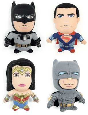 Batman v Superman: Dawn of Justice Super Deformed Plush Figures by Comic Images - Batman, Superman, Wonder Woman & Armored Batman