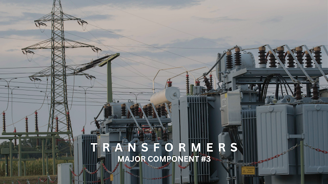 Solar power plant transformer stations