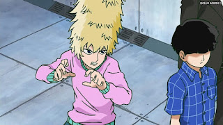 モブサイコ100アニメ 1期9話 花沢輝気 テル Hanazawa Teruki CV.松岡禎丞 | Mob Psycho 100 Episode 9