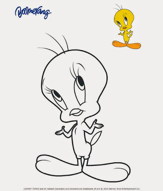 Tweety Bird coloring.filminspector.com