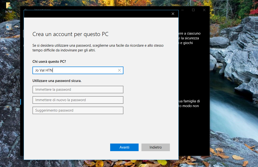 Reinizializzare Windows 10 HTNovo