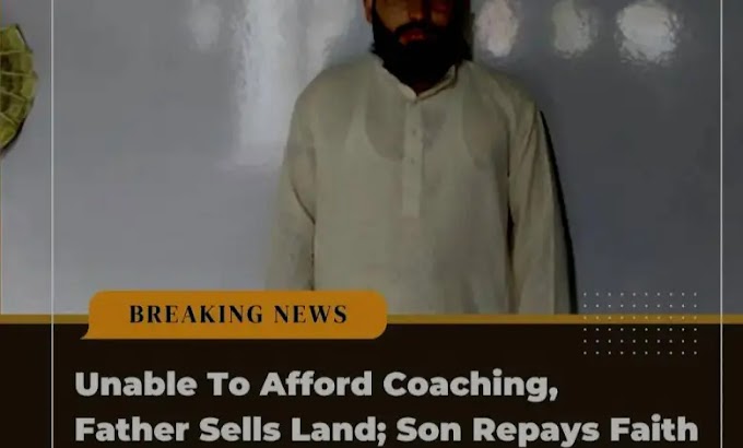 Father Sells Land For Coaching. Son Cracked NEET In Kashmir