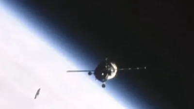 Black Knight Satellite UFO on NASA ISS camera footage.