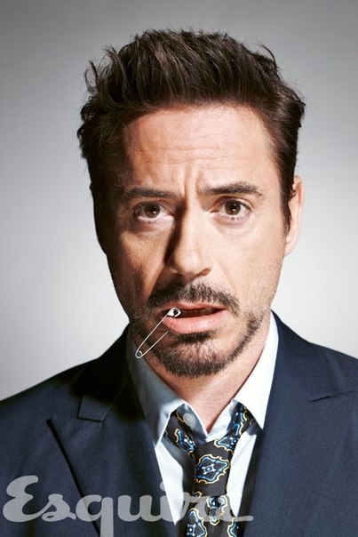 Robert Downey Jr. in Esquire magazine