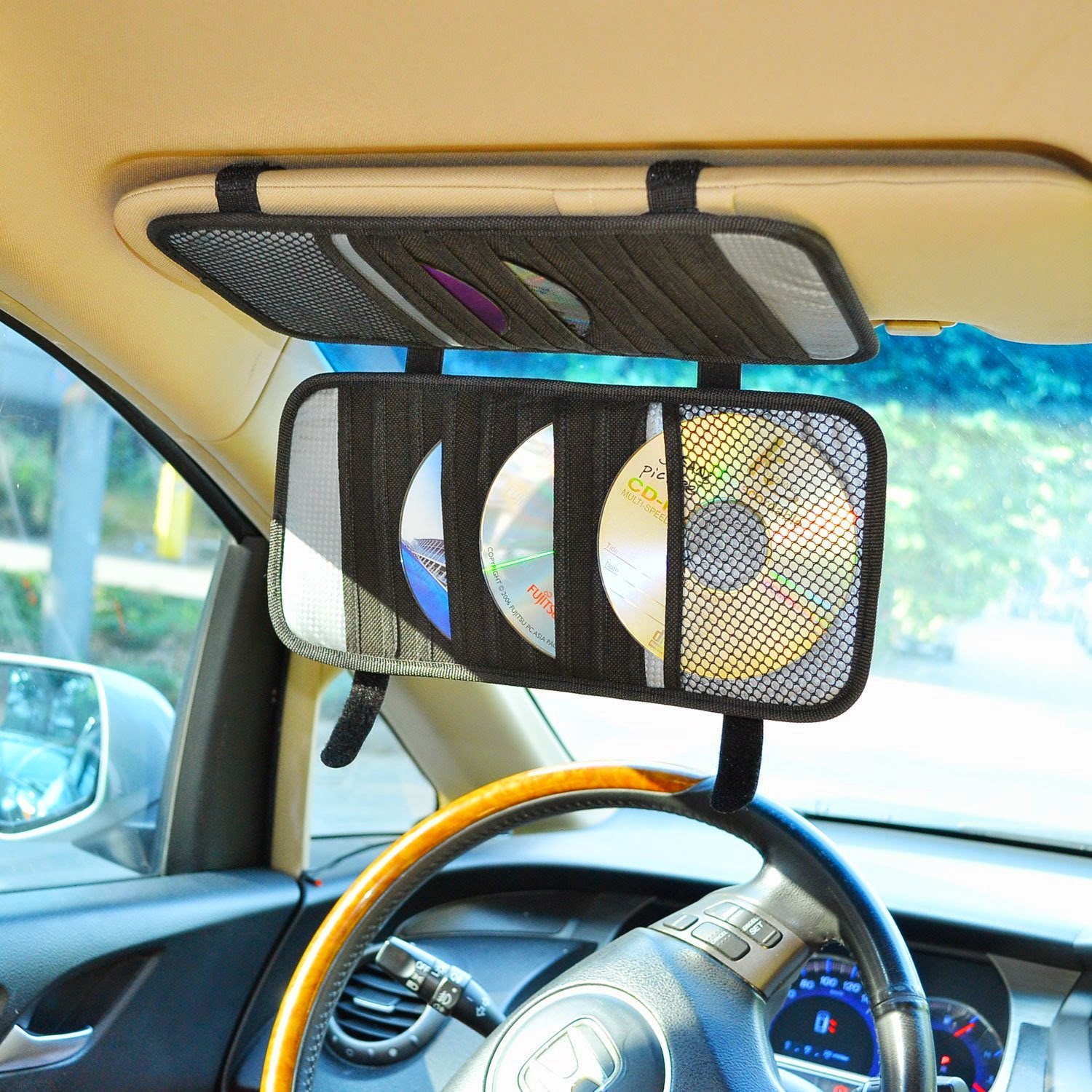 TFY Car Visor Organizer. Triple-layer