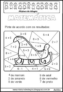 Operações básicas de matemática,natal