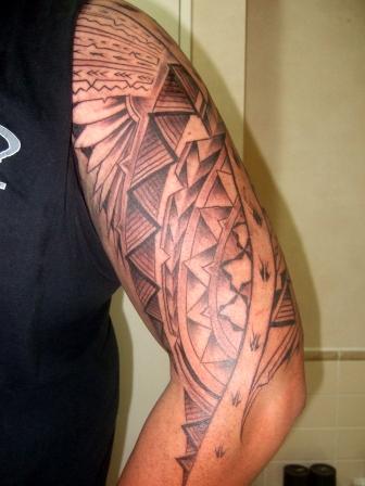 Another Tongan Poly sleeve Here's another sleeve of the homie Chris Im 