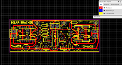 Dual Axis solar tracker without microcontroller