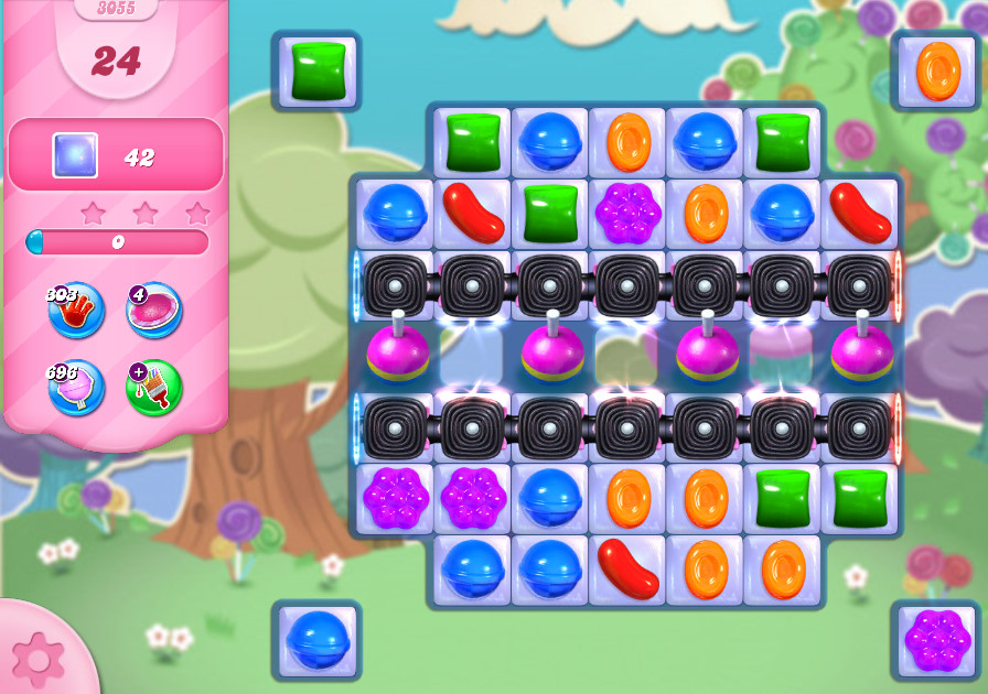 Candy Crush Saga level 3055