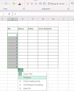 CARA MEMBUAT TABEL DI EXCEL UNTUK PEMULA