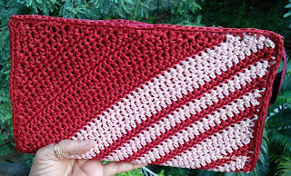 free crochet pattern, free crochet wallet pattern, free crochet clutch purse pattern, free crochet diagonal dishcloth pattern, free crochet wallet pattern, Pradhan stores,