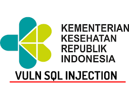 Departemen Kesehatan Indonesia VULN SQLi