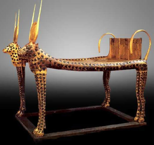 One of the amazing treasures of the young king Tutankhamun 