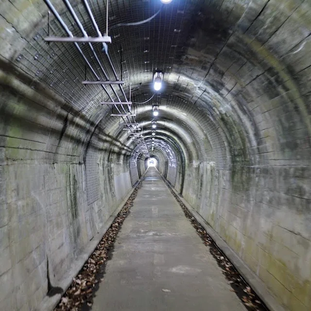 野山北自転車道　横田トンネル