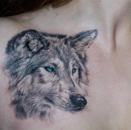 Wolf and Moon Tattoos Wonderful Wolf Tattoo 