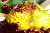 Resep Nasi Kuning dan Sambal