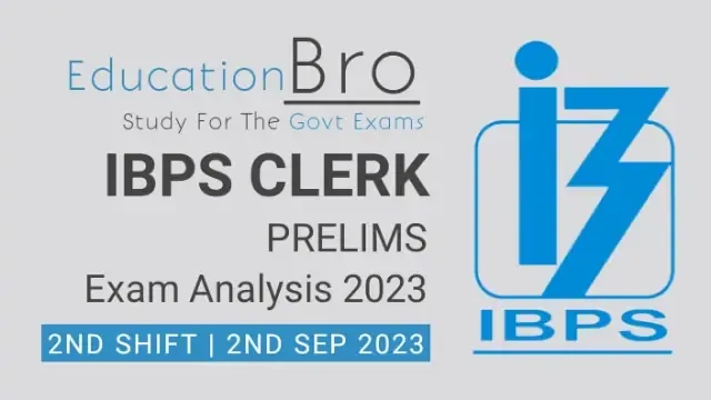 ibps-clerk-prelims-exam-analysis-2nd-september-2023-2nd-slot-review