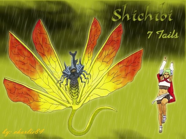 It has seven tails, and is the smallest bijuu out of the nine; 