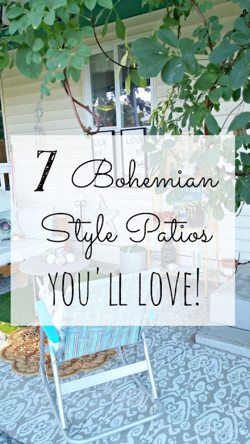 Bohemian style covers so many different looks, check out these 7 patios to fall in love with!