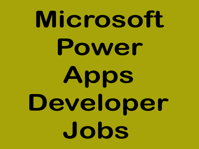 Microsoft Power Apps Developer Jobs In Bangalore