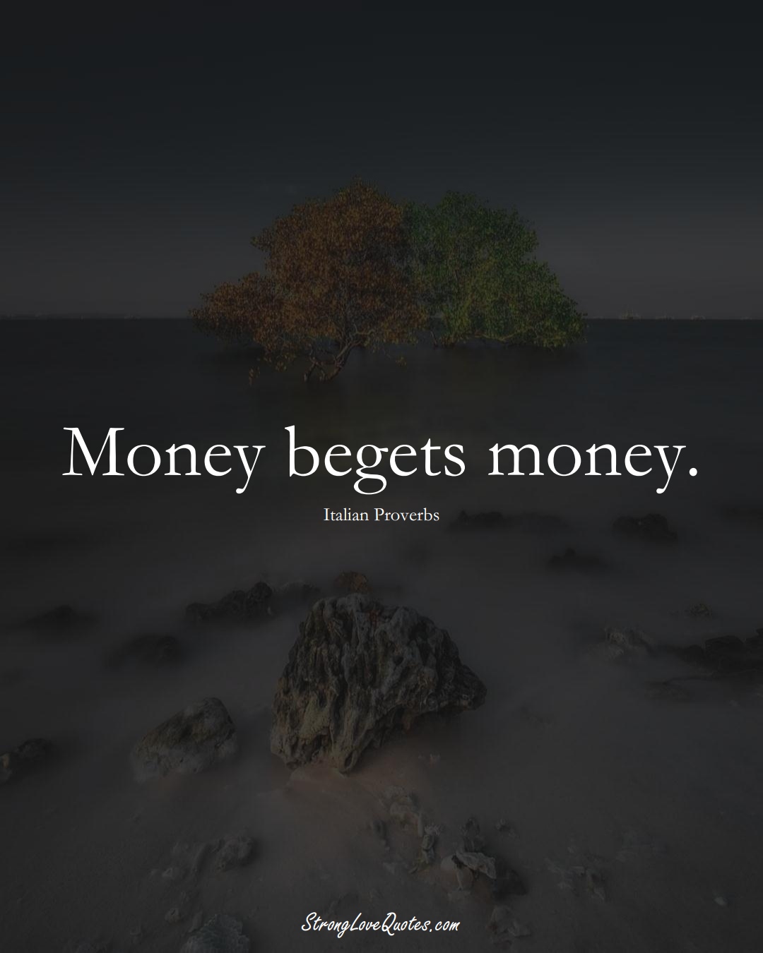 Money begets money. (Italian Sayings);  #EuropeanSayings