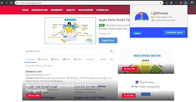 Cara Paling Mudah Untuk Mengetahui Score Seo Pada Blog