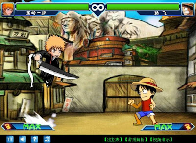 Naruto vs Bleach Games Screenshot