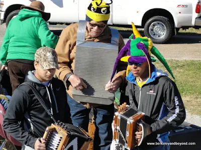 Zydeco band in Iowa Chicken Run in Iowa, Louisiana