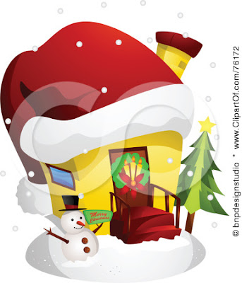 Christmas Home Clipart