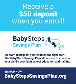 BabySteps Savings Plan is the first universal educational savings program of its kind in MA