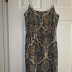 j crew silk paisley blouson dress - size 0