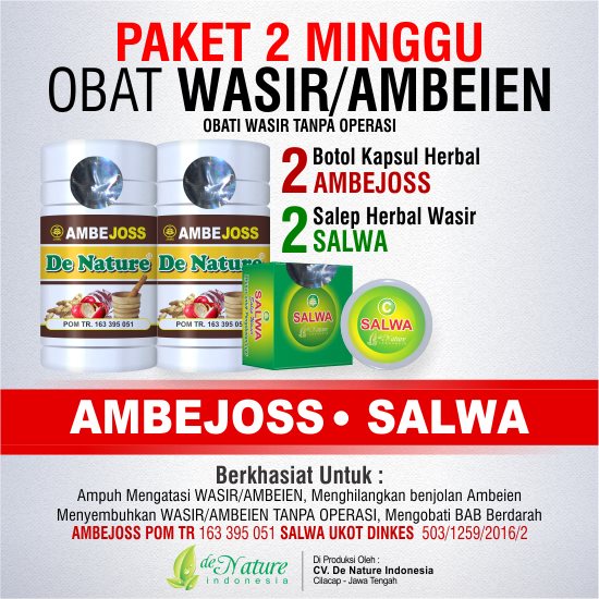 obat alami wasir eksternal