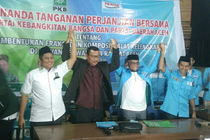 Dua Boh Partai Aswaja Meusaboh Lam Fraksi Di DPRA