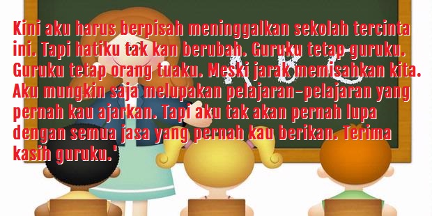  Kata Kata  Perpisahan  Untuk  Guru  Yang Menyentuh Hati